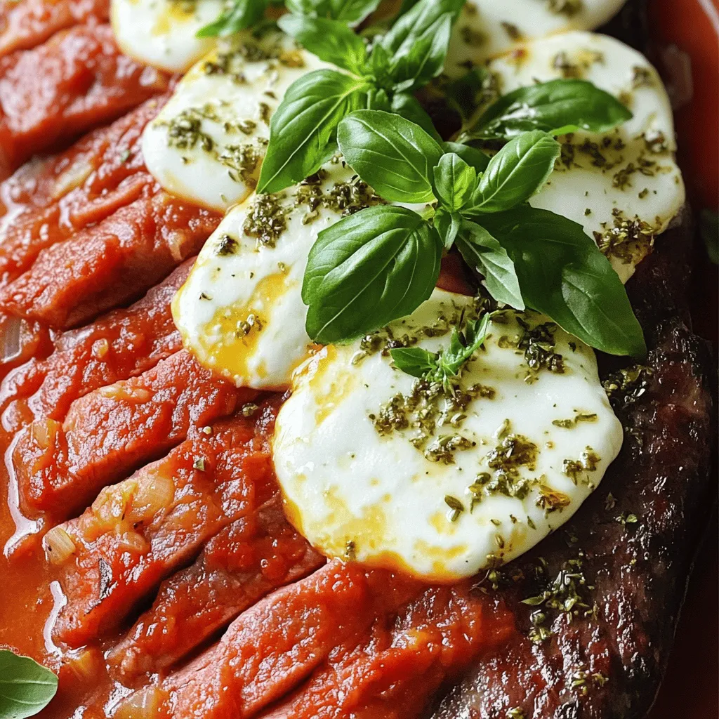 Steak Pizzaiola ist ein einfaches, aber leckeres Gericht. Es basiert auf frischen Zutaten, die viel Geschmack bringen. Die Hauptzutat ist natürlich das Steak. Ich empfehle Rindersteak, da es zart und saftig ist. Man kann auch andere Fleischsorten wie Schwein oder Huhn verwenden, aber die klassische Variante nutzt Rind.