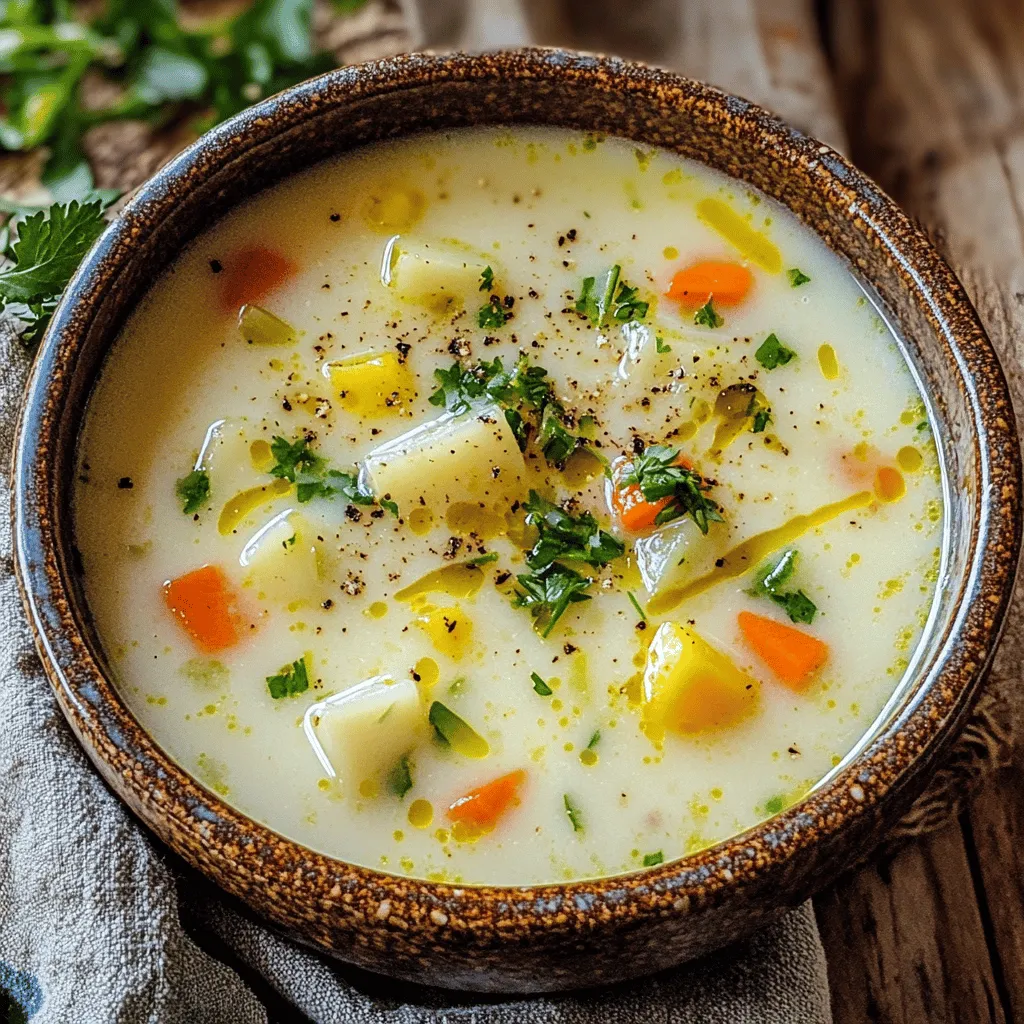 Um die kubanische weiße Bohnensuppe zuzubereiten, brauchen wir einige Zutaten. Du benötigst 400 g weiße Bohnen, eine gewürfelte Zwiebel, zwei gehackte Knoblauchzehen, eine gewürfelte Karotte, eine gewürfelte Selleriestange und eine gewürfelte grüne Paprika. Du brauchst auch einen Teelöffel Kreuzkümmel, einen halben Teelöffel Paprikapulver, vier Tassen Gemüsebrühe, zwei Esslöffel Olivenöl, ein Lorbeerblatt, Salz, Pfeffer und frischen Koriander zur Garnierung. Denke daran, den Saft von einer Limette hinzuzufügen.