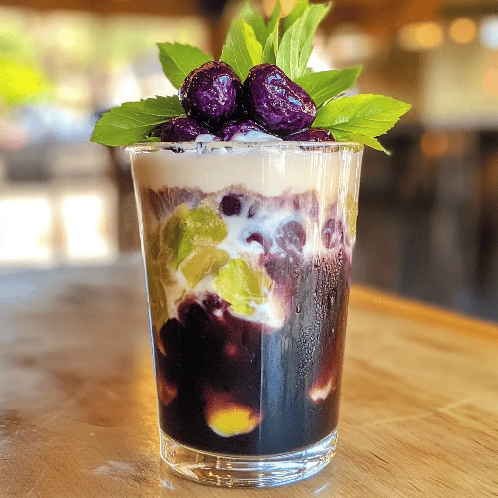 Um einen Blackberry Sage Iced Tea Latte zu machen, brauchst du frische Zutaten. Hier sind die Schritte und Tipps für deinen perfekten Eistee Latte.
