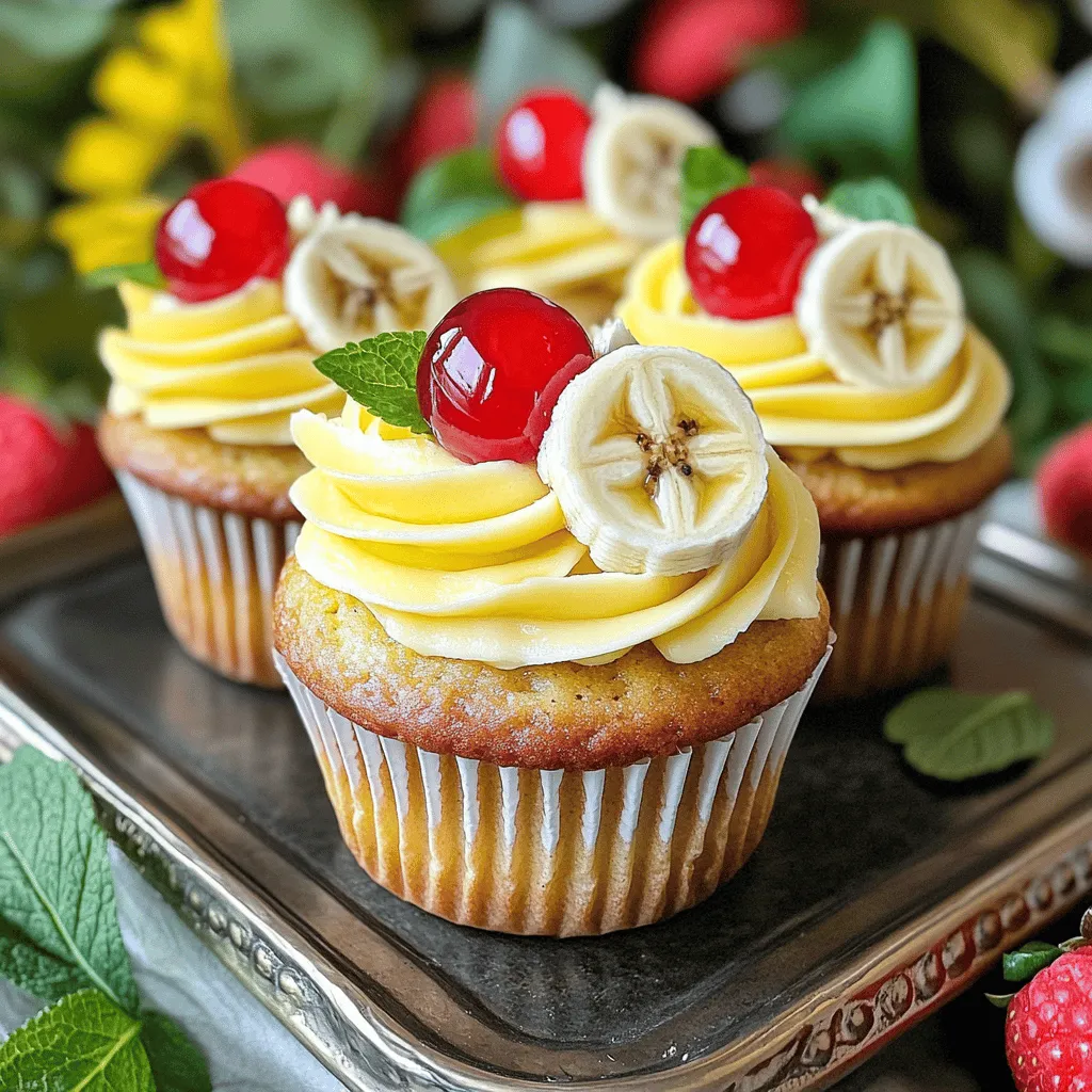 Für die besten Bananenpudding-Cupcakes brauchst du frische und einfache Zutaten. Beginnen wir mit dem Mehl. Du benötigst 1 ½ Tassen Mehl, um die Basis zu schaffen. Das Backpulver und Natron machen die Cupcakes leicht und fluffig. ½ Teelöffel Natron und 1 Teelöffel Backpulver reichen aus.