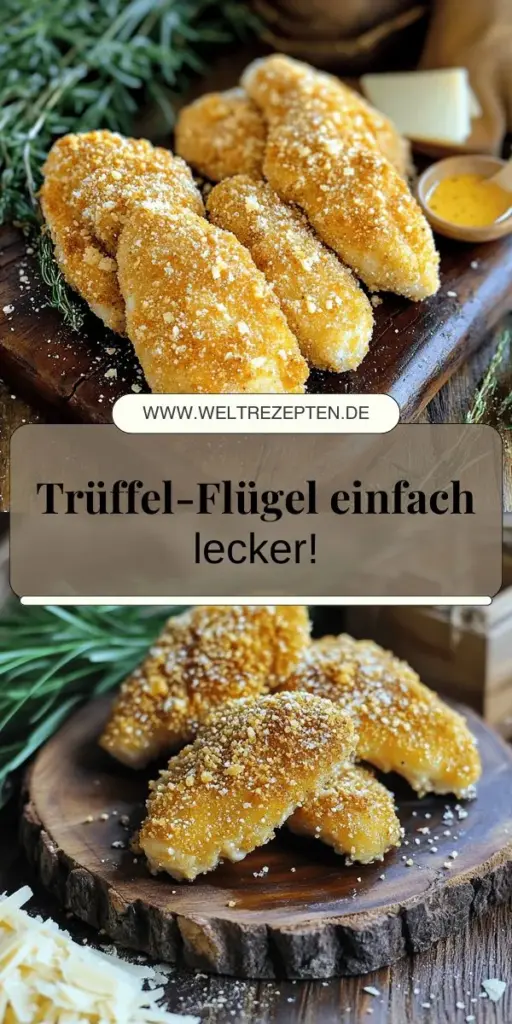 Entdecke das köstliche Rezept für heiße Trüffel-Knoblauch-Parmesan-Flügel! In nur 15 Minuten Vorbereitungszeit und weniger als einer Stunde Gesamtzeit kannst du diese geschmackvollen Flügel zubereiten, die perfekt für Partys oder ein schnelles Abendessen sind. Lass dich von der Kombination aus Trüffel, Knoblauch und Parmesan begeistern und beeindrucke deine Freunde! Klicke hier, um das vollständige Rezept zu entdecken und die besten Flügel deines Lebens zu kreieren!