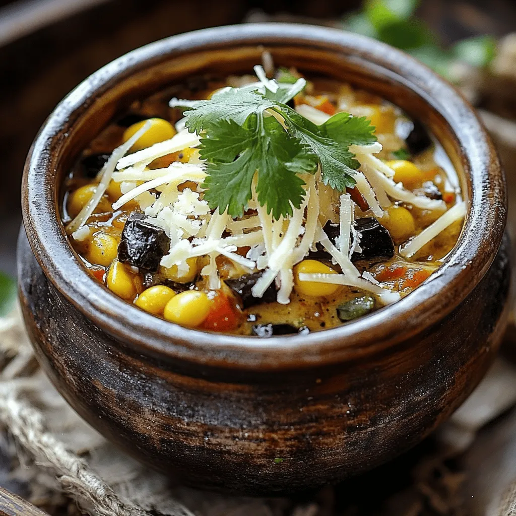 Die Zutaten für mexikanisches Straßenmais-Hühnchen-Chili sind einfach und lecker. Sie machen das Gericht besonders.