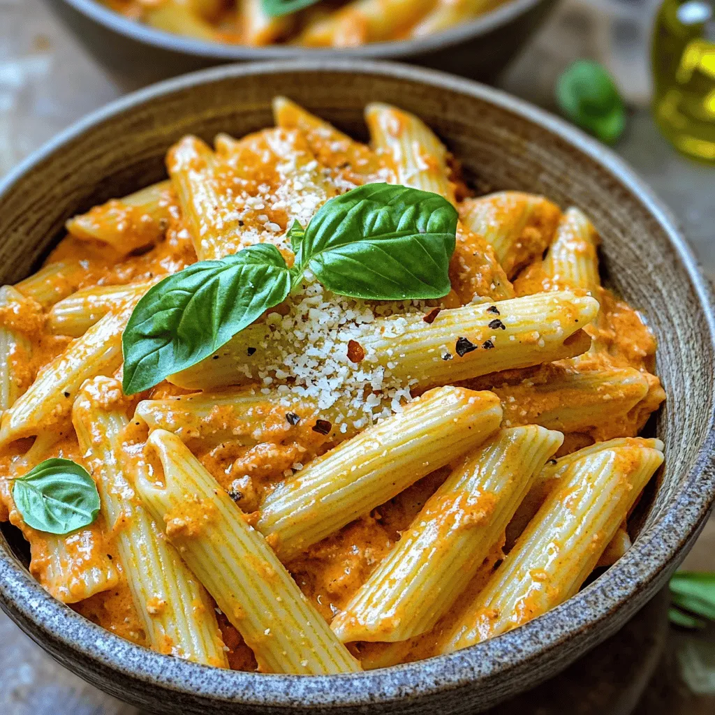 Für das Rezept der cremigen Vodka-Pasta benötigst du einige wichtige Zutaten. Diese Zutaten machen das Gericht einfach lecker. Hier sind die Hauptzutaten: