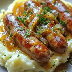 Um Bangers and Mash zu machen, brauchen wir die richtigen Zutaten.