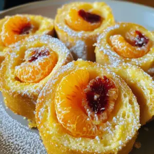 - 2 Blutorangen, geschält und in Scheiben geschnitten - 1 Tasse Milch - 3 Eier - 4 Scheiben Brioche-Brot