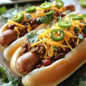 Chili Dogs sind ein echter Genuss. Sie sind einfach zu machen und voller Geschmack. Ich liebe es, sie zu jedem Anlass zu servieren. Mit wenigen Zutaten kannst du ein tolles Gericht zaubern.