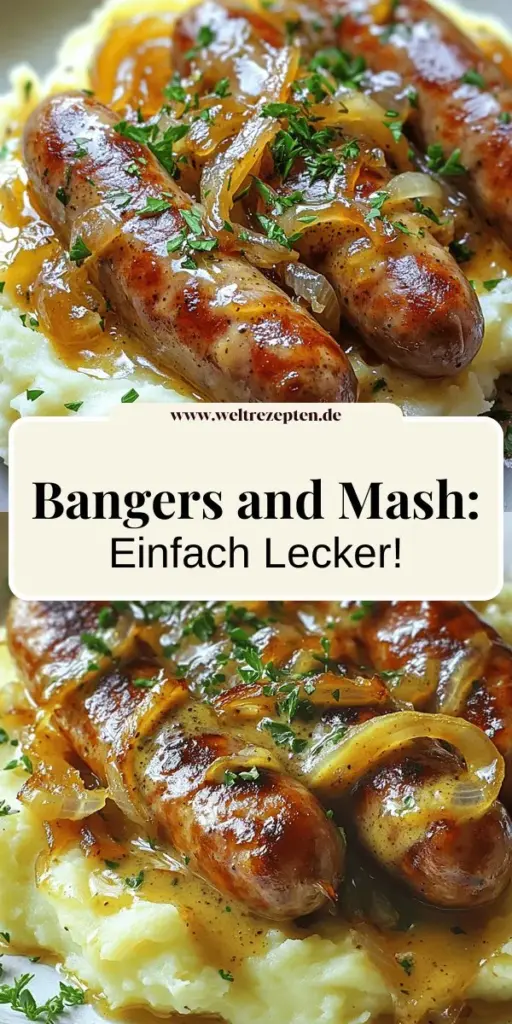 Entdecke, wie du Bangers and Mash einfach und lecker zubereitest! In diesem Schritt-für-Schritt-Rezept erfährst du, welche Zutaten du brauchst und wie du das perfekte Kartoffelpüree und saftige Bratwürste kreierst. Mit leckeren Tipps und Tricks vermeidest du häufige Fehler. Lass dich von diesem klassischen Gericht begeistern und koche es gleich selbst. Klicke hier, um das vollständige Rezept zu erkunden und genieße ein fantastisches Geschmackserlebnis!