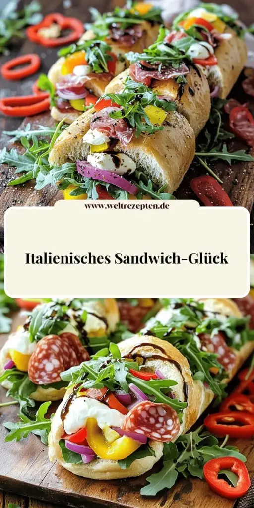 Erlebe den festlichen Genuss mit einem köstlichen Chopped Italian Sandwich! Dieses Rezept vereint frische Zutaten wie italienische Salami, Prosciutto und Mozzarella in einem knusprigen Ciabatta-Brötchen. Perfekt für Feiern oder entspannte Abende, zeigt dir diese Anleitung, wie einfach es ist, ein geschmackvolles Sandwich zuzubereiten. Klicke jetzt und entdecke die tollen Variationen und Tipps, um dein Sandwich noch unwiderstehlicher zu machen!