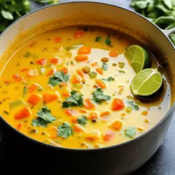 - 1 Tasse rote Linsen, gut gewaschen und abgetropft - 1 Dose (400 ml) Kokosmilch - 4 Tassen Gemüsebrühe Die Hauptzutaten sind einfach und gesund. Rote Linsen kochen schnell und geben der Suppe eine schöne Textur. Kokosmilch macht sie cremig und gibt einen tollen Geschmack. Gemüsebrühe bringt zusätzliches Aroma. - 2 Esslöffel Currypulver - 1 Teelöffel Kurkumapulver - 1 Teelöffel Kreuzkümmel - 1 mittelgroße Zwiebel, fein gehackt - 3 Knoblauchzehen, klein gehackt - 1 Esslöffel frischer Ingwer, klein gehackt - 1 Karotte, gewürfelt - 1 Paprika, gewürfelt (jede Farbe) - 1 Dose (400 g) gewürfelte Tomaten - Salz und Pfeffer nach Geschmack - 2 Esslöffel Olivenöl Die Gewürze sind der Schlüssel zu einem tollen Geschmack. Currypulver bringt die nötige Schärfe und Tiefe. Zwiebel, Knoblauch und Ingwer geben der Suppe ein wunderbares Aroma. Gemüse wie Karotte und Paprika sorgt für Farbe und Nährstoffe. Das vollständige Rezept findet ihr [hier](#). Diese Kokos-Curry-Linsen-Suppe ist einfach und lecker. Sie enthält gesunde Zutaten wie rote Linsen, Gemüsebrühe und viele Gewürze. Die Schritt-für-Schritt-Anleitung hilft dir, die Suppe perfekt zuzubereiten. Mit ein paar Tipps vermeidest du häufige Fehler und präsentierst die Suppe schön. Du kannst die Zutaten anpassen und sogar vegane oder glutenfreie Varianten ausprobieren. Denke daran, die Suppe richtig zu lagern oder einzufrieren für späteren Genuss. So bleibt sie frisch und schmackhaft. Probier das Rezept aus und genieße die Aromen!