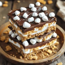 No-Bake S’mores Bars Einfach und Lecker Genießen