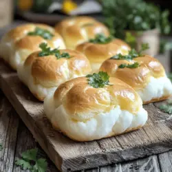 Fluffiges Wolkenbrot braucht nur einige einfache Zutaten. Hier sind die Hauptzutaten: - 3 große Eier, getrennt - 1/4 Teelöffel Weinstein - 3 Esslöffel Frischkäse, weich - 1 Esslöffel griechischer Joghurt - Salz nach Geschmack Diese Zutaten sind wichtig, um das Brot leicht und fluffig zu machen. Die Eier geben Struktur und Luftigkeit. Der Weinstein hilft, die Eiweiße zu stabilisieren. Frischkäse und Joghurt sorgen für einen reichen Geschmack. Das richtige Messen der Zutaten ist wichtig. Verwende einen Messbecher für Flüssigkeiten. Ein Esslöffel ist perfekt für die Frischkäse- und Joghurtmessung. Trenne die Eier vorsichtig, um sicherzustellen, dass kein Eigelb in die Eiweiße gelangt. Dies könnte das Aufschlagen der Eiweiße beeinträchtigen. Für mehr Geschmack kannst du einige optionale Zutaten hinzufügen: - 1/8 Teelöffel Knoblauchpulver - Frische Kräuter (wie Schnittlauch oder Petersilie) zum Garnieren Das Knoblauchpulver gibt deinem Wolkenbrot einen herzhaften Kick. Frische Kräuter verleihen einen tollen Duft und Farbe. Du kannst mit diesen Zutaten experimentieren, um deinen eigenen Geschmack zu finden. Für das komplette Rezept, schau dir die Full Recipe an! Heize deinen Ofen auf 150°C vor. Das ist wichtig, um das Wolkenbrot gleichmäßig zu backen. Lege ein Backblech mit Backpapier aus. Das Backpapier verhindert, dass das Brot kleben bleibt und erleichtert das Herausnehmen. Nimm eine saubere Rührschüssel für die Eiweiße. Füge den Weinstein hinzu. Der Weinstein hilft, die Eiweiße steif zu schlagen. Benutze einen elektrischen Mixer. Schlage die Eiweiße bei hoher Geschwindigkeit. Achte darauf, dass sich steife Spitzen bilden. Das dauert etwa 3-5 Minuten. Wenn die Eiweiße gut geschlagen sind, stellst du sie beiseite. In einer anderen Schüssel gib die Eigelbe. Füge den weichen Frischkäse und den griechischen Joghurt hinzu. Wenn du magst, kannst du auch Knoblauchpulver und eine Prise Salz hinzufügen. Verrühre alles gut, bis die Mischung glatt und cremig ist. Jetzt kommt der spannende Teil: Mische ein Drittel der geschlagenen Eiweiße in die Eigelb-Masse. Das macht die Mischung lockerer. Füge dann die restlichen Eiweiße vorsichtig hinzu. Achte darauf, die Luftigkeit nicht zu verlieren. Das ist der Schlüssel zu fluffigem Wolkenbrot! Um das fluffige Wolkenbrot perfekt hinzubekommen, ist die richtige Technik wichtig. Schlage die Eiweiße gut auf. Du benötigst steife Spitzen, die stabil bleiben. Das dauert etwa 3-5 Minuten mit einem Mixer. Mische die Eigelbe sanft unter die Eiweiße. Sei vorsichtig, damit die Luftigkeit erhalten bleibt. Diese Schritte helfen dir, die perfekte Konsistenz zu erreichen. Ein häufiger Fehler ist, die Eiweiße nicht genug zu schlagen. Das macht das Brot flach und dicht. Ein weiterer Fehler ist, die Mischung zu stark zu rühren. Dadurch entweicht die Luft und das Brot wird nicht fluffig. Achte auch darauf, dass alle Utensilien sauber sind. Fettreste können das Aufschlagen der Eiweiße stören. Serviere dein fluffiges Wolkenbrot warm. Es sieht toll auf einem rustikalen Holzbrett aus. Garniere es mit frischen Kräutern, um Farbe und Geschmack hinzuzufügen. Das Brot eignet sich hervorragend zum Dippen. Probiere es mit Hummus oder einer leckeren Avocado-Creme. Du kannst auch die Full Recipe für weitere Ideen nutzen. {{image_4}} Fluffiges Wolkenbrot ist sehr wandlungsfähig. Du kannst es nach deinem Geschmack anpassen. Hier sind einige köstliche Varianten, die du ausprobieren kannst. Diese Version bringt frischen Geschmack. Füge einfach 1-2 Esslöffel gehackte frische Kräuter hinzu. Schnittlauch, Petersilie oder Oregano passen gut. Sie geben dem Brot einen tollen Duft und Geschmack. Du kannst auch etwas Knoblauchpulver hinzufügen. So wird es noch würziger. Dieses Brot eignet sich perfekt als Beilage oder Snack. Wenn du etwas Süßes möchtest, dann ist diese Variante perfekt. Mische 1-2 Esslöffel Zucker und 1 Teelöffel Zimt. Bestreue die Mischung über das ungebackene Brot. Das gibt einen tollen süßen Geschmack. Diese Version ist ideal zum Frühstück oder als Dessert. Serviere es mit ein wenig Honig oder Marmelade. Für eine glutenfreie Option kannst du einfach die Zutaten wie beschrieben verwenden. Die Kombination aus Eiern und Frischkäse sorgt für eine gute Textur. Diese Version ist auch perfekt für die Keto-Diät. Du kannst die Menge an Joghurt leicht reduzieren, um den Kohlenhydratgehalt niedrig zu halten. So bleibt das Brot lecker und leicht. Wenn du mehr über die Zubereitung erfahren möchtest, schau dir das Full Recipe an. Es ist einfach und macht viel Spaß! Um dein fluffiges Wolkenbrot frisch zu halten, lagere es in einem luftdichten Behälter. So bleibt es weich und lecker. Du kannst auch ein Tuch um das Brot wickeln, um die Feuchtigkeit zu halten. Vermeide direkte Sonneneinstrahlung, da das Brot sonst austrocknet. Wenn dein Wolkenbrot etwas trocken wird, gibt es einfache Tricks, um es wieder lecker zu machen. Erwärme es kurz in der Mikrowelle, um die Frische zurückzubringen. Alternativ kannst du es auch im Ofen bei 150°C für 5-10 Minuten aufbacken. Dadurch wird es wieder weich und fluffig. Im Kühlschrank hält sich dein Wolkenbrot etwa 3-4 Tage. Wenn du es länger aufbewahren möchtest, friere es ein. Im Gefrierschrank bleibt es bis zu 3 Monate frisch. Achte darauf, es gut einzupacken, um Gefrierbrand zu vermeiden. Zum Auftauen lege das Brot einfach für einige Minuten bei Raumtemperatur auf einen Teller. Wenn du keinen Frischkäse hast, gibt es gute Alternativen. Du kannst Quark oder griechischen Joghurt nehmen. Beide geben dem Brot eine ähnliche Textur. Auch veganer Frischkäse funktioniert gut. Achte darauf, die Menge gleich zu halten. So bleibt das Rezept einfach. Ja, fluffiges Wolkenbrot ist gesund! Es hat wenig Kohlenhydrate und viel Protein. Die Eier liefern wichtige Nährstoffe. Frischkäse und Joghurt geben dir gesunde Fette. Du kannst das Brot leicht anpassen, um noch mehr Nährstoffe hinzuzufügen, wie zum Beispiel frische Kräuter oder Gemüse. Die Zubereitung von fluffigem Wolkenbrot dauert insgesamt etwa 40 Minuten. Du brauchst 10 Minuten, um die Zutaten vorzubereiten. Das Backen dauert dann 25-30 Minuten. In dieser Zeit kannst du die Küche aufräumen oder den Herd für weitere Snacks vorbereiten. Wolkenbrot ist einfach und vielseitig. Wir haben die besten Zutaten und die richtigen Schritte besprochen. Die Tipps helfen dir, Fehler zu vermeiden und das perfekte Brot zu backen. Variationen bringen neue Geschmäcker auf den Tisch. Lagere dein Brot richtig, damit es frisch bleibt. Denke an die FAQs für zusätzliche Klarheit. Nutze diese Anleitung und erfreue dich an köstlichem Wolkenbrot, wann immer du willst!
