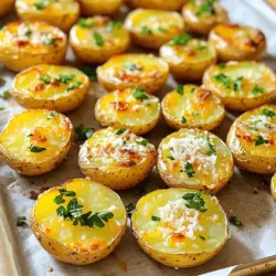 Um die perfekten knusprigen Knoblauch-Parmesan-Kartoffeln zu machen, brauchen Sie diese Hauptzutaten: - 680 g Baby-Kartoffeln, halbiert - 60 ml Olivenöl - 4 Zehen Knoblauch, fein gehackt - 50 g geriebener Parmesan Diese Zutaten sind einfach zu finden. Baby-Kartoffeln geben Ihnen die beste Textur. Sie sind klein, zart und haben eine tolle Form. Die richtigen Gewürze und Kräuter machen den Unterschied. Für dieses Rezept verwenden wir: - 1 Teelöffel getrockneter Rosmarin - 1 Teelöffel getrockneter Thymian - Salz und Pfeffer nach Geschmack Rosmarin und Thymian bringen einen tollen Geschmack. Diese Kräuter passen gut zu Kartoffeln und geben Ihnen das Gefühl von Zuhause. Die Garnierung macht alles besser! Hier sind einige Ideen: - Frische Petersilie, fein gehackt Frische Petersilie bringt etwas Farbe und frischen Geschmack. Sie sollten die Petersilie erst kurz vor dem Servieren hinzufügen. So bleibt sie schön grün und knackig. Wenn Sie mehr über die Zubereitung erfahren möchten, finden Sie das [Full Recipe] hier. Heizen Sie Ihren Ofen auf 220°C vor. Legen Sie ein Backblech mit Backpapier aus. Nehmen Sie 680 g Baby-Kartoffeln und schneiden Sie sie in der Mitte durch. Die halbierten Kartoffeln kommen in eine große Schüssel. Gießen Sie 60 ml Olivenöl über die Kartoffeln. Fügen Sie 4 fein gehackte Knoblauchzehen dazu. Streuen Sie 1 Teelöffel getrockneten Rosmarin und 1 Teelöffel getrockneten Thymian hinein. Geben Sie Salz und Pfeffer nach Geschmack hinzu. Mischen Sie alles gut. So werden die Kartoffeln gleichmäßig gewürzt. Verteilen Sie die Kartoffeln gleichmäßig auf dem Backblech. Rösten Sie sie für 25 bis 30 Minuten. Wenden Sie die Kartoffeln nach der Hälfte der Zeit für mehr Knusprigkeit. Nach dem Rösten nehmen Sie das Blech heraus. Streuen Sie 50 g geriebenen Parmesan über die heißen Kartoffeln. Schieben Sie das Blech für weitere 5 Minuten in den Ofen. Der Käse sollte schmelzen und leicht goldbraun werden. Lassen Sie die Kartoffeln kurz abkühlen und garnieren Sie sie mit frischer Petersilie. Für das vollständige Rezept schauen Sie sich [Full Recipe] an. Um den perfekten Crunch zu erreichen, wählen Sie die richtige Temperatur. Rösten Sie die Kartoffeln bei 220°C. Diese Hitze sorgt für eine goldene, knusprige Oberfläche. Ein weiterer Tipp: Wenden Sie die Kartoffeln während des Röstens. Dies hilft, dass sie gleichmäßig knusprig werden. Achten Sie darauf, dass die Kartoffeln in einer einzigen Schicht auf dem Blech liegen. So dämpfen sie sich nicht gegenseitig. Ein häufiger Fehler ist, zu viel Öl zu verwenden. Zu viel Öl macht die Kartoffeln weich, nicht knusprig. Sie brauchen nur genug, um die Gewürze zu haften. Ein weiterer Fehler ist, die Kartoffeln nicht rechtzeitig zu wenden. Wenden Sie sie nach 15 Minuten, um das Röst- Ergebnis zu verbessern. Vergessen Sie nicht, die Kartoffeln gut zu würzen. Salz und Pfeffer verstärken den Geschmack enorm. Die beste Wahl sind Baby-Kartoffeln. Sie haben eine dünne Haut und garen schnell. Sie bleiben außen knusprig und innen weich. Wenn Sie keine Baby-Kartoffeln haben, verwenden Sie festkochende Kartoffeln. Diese Sorten bieten eine gute Konsistenz. Vermeiden Sie mehligkochende Kartoffeln, da sie beim Rösten zerfallen können. Für das vollständige Rezept schauen Sie sich die [Full Recipe] an. {{image_4}} Käse bringt neuen Geschmack in die Kartoffeln. Parmesan ist toll, aber probiere auch andere Käsesorten. Feta gibt eine salzige Note. Cheddar sorgt für einen kräftigen Geschmack. Auch Mozzarella schmilzt schön und macht die Kartoffeln cremig. Mische verschiedene Käsesorten für mehr Vielfalt. Du kannst die Kartoffeln aufpeppen. Füge zum Beispiel geräucherten Paprika hinzu. Das gibt einen rauchigen Geschmack. Auch Chili-Flocken bringen eine angenehme Schärfe. Frische Kräuter wie Basilikum oder Oregano bringen frische Aromen. Denke daran, dass die Aromen gut mit Knoblauch harmonieren. Experimentiere mit verschiedenen Kombinationen, um deinen perfekten Geschmack zu finden. Wenn du vegan essen möchtest, ersetze den Käse. Verwende Hefeflocken für einen käsigen Geschmack. Du kannst auch vegane Käsealternativen nutzen. Diese schmelzen gut und geben den Kartoffeln eine schöne Textur. Achte darauf, dass alle anderen Zutaten vegan sind, um ein leckeres Gericht zu zaubern. Für das komplette Rezept, schau dir die Anleitung für die knusprigen Knoblauch-Parmesan-Kartoffeln an. Um übrig gebliebene knusprige Knoblauch-Parmesan-Kartoffeln zu lagern, lassen Sie sie zuerst abkühlen. Legen Sie die Kartoffeln in einen luftdichten Behälter. Achten Sie darauf, dass die Kartoffeln nicht übereinander liegen. So bleibt die Knusprigkeit erhalten. Bewahren Sie die Kartoffeln im Kühlschrank auf. Sie können sie bis zu drei Tage lang genießen. Wenn Sie die Reste aufwärmen, verwenden Sie den Ofen. Legen Sie die Kartoffeln auf ein Backblech und heizen Sie den Ofen auf 190°C vor. Rösten Sie die Kartoffeln für etwa 10-15 Minuten. So werden sie wieder knusprig. Vermeiden Sie die Mikrowelle, da die Kartoffeln dadurch weich werden. Im Kühlschrank halten die Kartoffeln bis zu drei Tage. Sie können die Kartoffeln auch einfrieren. Legen Sie sie in einen gefrierfesten Behälter. So bleiben sie bis zu drei Monate gut. Wenn Sie die Kartoffeln einfrieren, bedenken Sie, dass die Textur beim Auftauen etwas verändert sein kann. Die Zubereitung von knusprigen Kartoffeln dauert insgesamt etwa 40 Minuten. Die Vorbereitungszeit beträgt etwa 10 Minuten. Während dieser Zeit können Sie die Kartoffeln schneiden und die Gewürze mischen. Dann backen Sie die Kartoffeln für 25-30 Minuten im Ofen. In der letzten Phase, wenn Sie den Parmesan hinzufügen, rösten Sie sie noch 5 Minuten weiter. So erhalten Sie eine knusprige und köstliche Beilage. Ja, Sie können frische Kräuter verwenden! Frische Kräuter bringen einen tollen Geschmack. Sie können frischen Rosmarin oder Thymian verwenden, anstelle ihrer getrockneten Versionen. Wenn Sie frische Kräuter nutzen, fügen Sie sie am besten in der letzten Phase hinzu. So bleiben die Aromen frisch und intensiv. Denken Sie daran, dass Sie vielleicht etwas mehr von den frischen Kräutern brauchen, um den gleichen Geschmack zu erzielen. Knusprige Knoblauch-Parmesan-Kartoffeln passen gut zu vielen Gerichten. Sie sind toll zu gegrilltem Fleisch oder Fisch. Auch zu einem frischen Salat sind sie eine hervorragende Wahl. Wenn Sie eine vegetarische Option suchen, servieren Sie sie mit gebratenem Gemüse. Diese Kartoffeln sind vielseitig und ergänzen viele Hauptgerichte. Für ein einfaches Essen können Sie sie auch einfach mit einem Dip servieren. Sie bringen immer Freude auf den Tisch. Zusammenfassend haben wir die Hauptzutaten, die Zubereitung und nützliche Tipps für knusprige Knoblauch-Parmesan-Kartoffeln behandelt. Du kannst mit verschiedenen Käsesorten und Aromen experimentieren, um dein Gericht zu variieren. Die richtige Aufbewahrung sorgt dafür, dass Reste frisch bleiben. Denke daran, beim Kochen die häufigsten Fehler zu vermeiden. Mit diesen Tipps bereitest du immer köstliche Kartoffeln zu. Lass deine Kreativität in der Küche freien Lauf. Genieße jeden Biss!