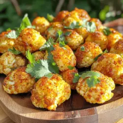 - 1 mittelgroßer Kopf Blumenkohl - 3 Esslöffel Olivenöl - Gewürze und Salz Die Hauptzutaten sind einfach zu finden. Der Blumenkohl ist das Herzstück dieses Rezepts. Wähle einen frischen Kopf, der fest und ohne braune Stellen ist. Olivenöl bringt gesunde Fette und hilft beim Rösten. Gewürze wie Paprika und Cayennepfeffer geben den Bissen ihren scharfen Kick. Salz verstärkt den Geschmack. - Honig oder Ahornsirup - Frischer Koriander oder Petersilie Diese optionalen Zutaten bringen eine süße Note. Honig oder Ahornsirup balancieren die Schärfe der Gewürze. Frischer Koriander oder Petersilie sorgt für einen schönen Farbkontrast und zusätzlichen Geschmack. Beide Kräuter sind leicht zu finden und machen das Gericht lebendiger. - Backblech mit Backpapier - Große Schüssel Ein Backblech mit Backpapier hilft, das Ankleben zu verhindern und die Reinigung zu erleichtern. Eine große Schüssel ist wichtig, um den Blumenkohl gut mit der Marinade zu vermischen. Diese Utensilien sind einfach in der Küche zu finden und machen das Kochen einfacher. Für die vollständige Anleitung und die Zubereitung verwende das Rezept für würzige geröstete Blumenkohlbissen. Heize deinen Ofen auf 220 °C vor. So werden die Blumenkohlbissen schön knusprig. In einer großen Schüssel mische 3 Esslöffel Olivenöl mit den Gewürzen. Füge 1 Teelöffel geräuchertes Paprikapulver, 1 Teelöffel Knoblauchpulver, 1 Teelöffel Zwiebelpulver, 1/2 Teelöffel Cayennepfeffer, 1 Teelöffel Salz und 1/2 Teelöffel schwarzen Pfeffer hinzu. Rühre gut um, bis alles vermischt ist. Dann gib 1 Esslöffel Honig oder Ahornsirup und 1 Esslöffel Apfelessig dazu. Das macht die Marinade süß und sauer. Nimm einen mittelgroßen Kopf Blumenkohl und teile ihn in kleine Röschen. Achte darauf, dass sie gleich groß sind. So garen sie gleichmäßig. Gib die Röschen in die Schüssel mit der Marinade. Wende sie gut, bis jedes Stück bedeckt ist. Jedes Röschen soll die würzige Mischung gut aufnehmen. Verteile die Blumenkohlröschen auf ein Backblech, das du mit Backpapier ausgelegt hast. Stelle sicher, dass sie nicht übereinanderliegen. Röste die Röschen im Ofen für 25 bis 30 Minuten. Nach 15 Minuten wende die Röschen vorsichtig. Das sorgt dafür, dass sie von allen Seiten schön goldbraun werden. Überprüfe die Garzeit, damit sie zart, aber nicht matschig sind. Nach dem Rösten lasse die Blumenkohlbissen kurz abkühlen. Sie sind jetzt bereit, serviert zu werden! Schau dir die [Full Recipe] für weitere Details an. - Die richtige Temperatur: Heize den Ofen auf 220 °C vor. Diese hohe Temperatur sorgt dafür, dass die Blumenkohlbissen schön knusprig werden. Wenn der Ofen zu kalt ist, dampfen sie statt zu rösten. - Optimale Garzeit: Röste die Blumenkohlbissen 25 bis 30 Minuten. Wende sie in der Mitte der Garzeit. So werden sie gleichmäßig goldbraun und zart. Achte darauf, dass sie nicht zu lange im Ofen bleiben. - Anpassung der Schärfe: Du kannst die Schärfe ganz nach deinem Geschmack anpassen. Für milde Bissen verwende weniger Cayennepfeffer. Für mehr Schärfe, füge einfach mehr hinzu. - Weitere Gewürzempfehlungen: Experimentiere mit anderen Gewürzen. Kümmel, Kreuzkümmel oder italienische Kräuter geben den Bissen einen neuen Twist. Sei kreativ und finde deine Lieblingsmischung. - Dipsaucen und Snacks: Serviere die Blumenkohlbissen mit einem scharfen Dip. Joghurt- oder Avocado-Dips passen gut dazu. Sie bringen frische Aromen und ergänzen die Schärfe. - Servieroptionen: Du kannst die Blumenkohlbissen auch als Beilage zu Hauptgerichten nutzen. Sie passen gut zu Reis, Quinoa oder sogar als Teil eines Salates. Probiere es aus und genieße die Vielfalt! {{image_4}} Für eine vegane Variante kannst du Kokosöl verwenden. Es gibt deinem Blumenkohl einen tollen Geschmack. Du kannst den Honig durch Ahornsirup ersetzen. So bleibt das Gericht süß und pflanzlich. Die meisten Zutaten sind glutenfrei. Achte darauf, dass die Gewürze ebenfalls glutenfrei sind. Das ist wichtig, wenn du Zöliakie hast oder Gluten vermeidest. Du kannst auch andere Gemüse hinzufügen. Brokkoli, Karotten oder Paprika passen gut. Diese bringen Farbe und Vielfalt auf den Teller. Schneide sie in ähnliche Stücke wie den Blumenkohl. Das sorgt für ein gleichmäßiges Garen. So hast du ein buntes und gesundes Gericht. Für das vollständige Rezept von würzigen gerösteten Blumenkohlbissen, schau dir den Abschnitt mit dem vollständigen Rezept an. Wenn du Blumenkohlbissen übrig hast, bewahre sie im Kühlschrank auf. Lege sie in einen luftdichten Behälter. So bleiben sie frisch. Sie halten sich dort etwa 3 bis 5 Tage. Für die Tiefkühloption kannst du die Blumenkohlbissen nach dem Rösten abkühlen lassen. Lege sie dann in einen Gefrierbeutel. Drücke die Luft heraus und schließe den Beutel gut. So kannst du sie bis zu 3 Monate aufbewahren. Wenn du die Blumenkohlbissen aufwärmen möchtest, kannst du die Mikrowelle oder den Ofen verwenden. Die Mikrowelle ist schnell. Stelle die Bissen auf einen Teller und erhitze sie 1–2 Minuten. Der Ofen gibt den Bissen mehr Knusprigkeit zurück. Heize ihn auf 180 °C vor. Lege die Bissen auf ein Backblech und wärme sie 10–15 Minuten. So schmecken sie fast wie frisch zubereitet. Achte darauf, die Blumenkohlbissen gut zu lagern. Im Kühlschrank bleiben sie 3 bis 5 Tage frisch. Wenn du sie länger aufbewahren möchtest, friere sie ein. Bevor du sie isst, prüfe immer den Geruch und das Aussehen. Wenn sie schlecht aussehen oder riechen, wirf sie weg. Das ist wichtig, um gesund zu bleiben. Die Blumenkohlbissen sind im Kühlschrank bis zu fünf Tage haltbar. Lagere sie in einem luftdichten Behälter. So bleiben sie frisch und knusprig. Wenn du sie länger aufbewahren möchtest, friere sie ein. Achte darauf, sie gut einzupacken, damit sie nicht austrocknen. Ja, du kannst die Blumenkohlbissen im Voraus zubereiten. Bereite die Marinade vor und wende die Röschen. Lass sie dann im Kühlschrank für ein paar Stunden ziehen. Du kannst sie auch vollständig backen und später aufwärmen. Achte darauf, sie im Kühlschrank zu lagern. Ja, diese Blumenkohlbissen sind vegetarisch. Alle Zutaten sind pflanzlich. Wenn du vegane Optionen suchst, ersetze den Honig durch Ahornsirup. Die Gewürze sind ebenfalls vegetarisch. Du kannst sie nach Belieben anpassen. Für eine glutenfreie Variante achte auf die Gewürze. Sie sind ideal für alle, die auf Fleisch verzichten möchten. Blumenkohlbissen sind einfach und lecker. Der Hauptbestandteil ist Blumenkohl, der mit Olivenöl und Gewürzen mariniert wird. Du hast verschiedene Optionen, wie Honig oder frische Kräuter, um den Geschmack zu verfeinern. Es ist wichtig, die richtige Temperatur und Garzeit zu beachten, um knusprige Bissen zu erhalten. Du kannst auch Variationen ausprobieren, wie vegane oder glutenfreie Optionen. Denke daran, die Reste gut aufzubewahren. Diese zusätzlichen Tipps helfen dir, die Blumenkohlbissen perfekt zuzubereiten. Viel Spaß beim Ausprobieren!