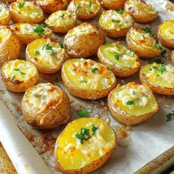 Für Knoblauch Parmesan Röstkartoffeln brauchst du einige Hauptzutaten. Diese sind einfach zu finden und machen die Kartoffeln lecker. Hier sind die Zutaten: - 900 g Baby-Kartoffeln, halbiert - 60 ml Olivenöl - 4 Knoblauchzehen, fein gehackt - 1 Teelöffel getrockneter Thymian - 1 Teelöffel getrockneter Rosmarin - 100 g geriebener Parmesan-Käse - Salz und Pfeffer nach Geschmack - Frische Petersilie, gehackt (zum Garnieren) Diese Zutaten geben den Kartoffeln den vollen Geschmack. Die Baby-Kartoffeln sorgen für eine tolle Textur und knusprige Oberfläche. Die Gewürze und Kräuter sind wichtig für das Aroma. Thymian und Rosmarin geben den Kartoffeln eine mediterrane Note. Knoblauch bringt einen kräftigen Geschmack, den jeder liebt. Du kannst auch frische Kräuter verwenden, wenn du sie zur Hand hast. Das gibt noch mehr Frische. Wenn du keine frischen Zutaten hast, gibt es gute Alternativen. Zum Beispiel kannst du getrocknete Kräuter verwenden. Sie sind praktisch und halten lange. Statt frischem Knoblauch kannst du Knoblauchpulver nutzen. Das ist auch sehr lecker. Für den Parmesan gibt es vegane Käsesorten, falls du eine pflanzliche Option suchst. Für das vollständige Rezept schau dir die Anleitung zu Knoblauch Parmesan Röstkartoffeln an. Zuerst wasche die Baby-Kartoffeln gründlich. Schneide sie dann in zwei Hälften. Diese kleinen Kartoffeln werden schön knusprig und lecker. Lege sie in eine große Schüssel. Das ist der erste Schritt zu einem großartigen Gericht. Heize deinen Ofen auf 220°C vor. Das ist wichtig, um die Kartoffeln perfekt zu rösten. Nimm ein großes Backblech und lege es mit Backpapier aus. Das hilft, die Kartoffeln nicht festzukleben und macht die Reinigung einfacher. Gib die halbierten Kartoffeln in die Schüssel. Füge 60 ml Olivenöl, 4 fein gehackte Knoblauchzehen, 1 Teelöffel getrockneten Thymian und 1 Teelöffel getrockneten Rosmarin hinzu. Mische alles gut. Du willst, dass jede Kartoffel eine gute Schicht Gewürze hat. Dann schmecke mit Salz und Pfeffer ab. Mische wieder, bis alles gleichmäßig verteilt ist. Verteile die Kartoffeln auf dem Backblech. Lege sie mit der Schnittseite nach unten. Röste sie für 25 Minuten. Nach dieser Zeit nimm das Blech heraus. Streue 100 g geriebenen Parmesan gleichmäßig über die Kartoffeln. Schiebe das Blech wieder in den Ofen und röste für weitere 10 bis 15 Minuten. Die Kartoffeln sollten goldbraun und knusprig sein. Wenn die Kartoffeln fertig sind, nimm sie heraus und lass sie ein paar Minuten abkühlen. Das gibt ihnen Zeit, um noch knuspriger zu werden. Garniere die Kartoffeln mit frisch gehackter Petersilie. Das gibt Farbe und einen frischen Geschmack. Du wirst sehen, wie lecker sie aussehen und schmecken. Für das gesamte Rezept, schau einfach hier: [Full Recipe]. Für perfekt knusprige Röstkartoffeln gibt es einige einfache Tricks. Zuerst sollten Sie die Baby-Kartoffeln gut abtrocknen. Feuchtigkeit macht sie weich. Nutzen Sie ein sauberes Küchentuch, um die Kartoffeln nach dem Waschen abzutrocknen. Zweitens, schneiden Sie die Kartoffeln in gleichmäßige Hälften. So garen sie gleichmäßig. Legen Sie sie mit der Schnittseite nach unten auf das Backblech. Das fördert die Knusprigkeit. Drittens, achten Sie auf die richtige Menge Olivenöl. Zu wenig Öl macht die Kartoffeln trocken, zu viel macht sie matschig. Ein gutes Verhältnis ist wichtig. Ein häufiger Fehler ist, die Kartoffeln zu überfüllen. Lassen Sie genug Platz zwischen den Kartoffeln auf dem Blech. So zirkuliert die Luft besser und sie rösten gleichmäßiger. Ein weiterer Fehler ist, die Kartoffeln nicht genug zu würzen. Salz und Pfeffer sind wichtig, aber auch die Kräuter sollten nicht fehlen. Thymian und Rosmarin geben tollen Geschmack. Vermeiden Sie es auch, die Kartoffeln zu früh mit Parmesan zu bestreuen. Der Käse sollte erst nach den ersten 25 Minuten hinzugefügt werden. So bleibt er schön geschmolzen und knusprig. Für diese Röstkartoffeln benötigen Sie nur einige einfache Küchengeräte. Ein großes Backblech ist ein Muss. Wählen Sie eines mit hohen Rändern, um den Saft aufzufangen. Ein scharfes Messer hilft beim Schneiden der Kartoffeln. Ein gutes Schneidebrett schützt Ihre Arbeitsfläche und erleichtert die Vorbereitung. Ein großer Löffel oder Spatel ist nützlich, um die Kartoffeln zu mischen. So stellen Sie sicher, dass alle gleichmäßig gewürzt sind. Wenn Sie die Kartoffeln nach dem Rösten herausnehmen, verwenden Sie eine Zange oder einen Pfannenwender. So bleiben die Stücke ganz. Für das gesamte Rezept schauen Sie sich die vollständigen Anweisungen an. {{image_4}} Wenn du eine vegetarische oder vegane Option suchst, gibt es tolle Alternativen. Du kannst den Parmesan-Käse durch einen veganen Käse ersetzen. Auch Hefeflocken können eine würzige Note geben. So bleibt der Geschmack kräftig, ohne tierische Produkte. Für einen zusätzlichen Umami-Geschmack, füge etwas Sojasauce hinzu. Möchtest du deine Röstkartoffeln aufpeppen? Probiere verschiedene Gewürze aus! Paprika oder Cayennepfeffer sorgen für eine scharfe Note. Für ein zitroniges Aroma, füge etwas Zitronensaft und Schale hinzu. Rosmarin und Thymian harmonieren gut mit Knoblauch und Parmesan. Experimentiere mit Kräutern, um deinen eigenen Geschmack zu kreieren. Röstkartoffeln lassen sich gut mit anderen Gemüsearten kombinieren. Karotten, Zucchini oder Paprika passen super dazu. Schneide sie in ähnliche Größen wie die Kartoffeln, damit sie gleichmäßig garen. So erhältst du ein buntes und gesundes Gericht. Diese Kombinationen steigern den Nährwert und bringen mehr Geschmack. Für das gesamte Rezept kannst du [hier schauen](Full Recipe). Ich empfehle, die Reste der Knoblauch Parmesan Röstkartoffeln in einem luftdichten Behälter zu lagern. Diese Methode hilft, den Geschmack und die Frische zu bewahren. Stellen Sie sicher, dass die Kartoffeln beim Abkühlen Raumtemperatur erreichen, bevor Sie sie in den Kühlschrank stellen. So vermeiden Sie Kondenswasser, das die Textur beeinträchtigen kann. Um die Röstkartoffeln wieder aufzuwärmen, heizen Sie den Ofen auf 180°C vor. Verteilen Sie die Kartoffeln auf einem Backblech und rösten Sie sie für 10 bis 15 Minuten. Diese Methode gibt den Kartoffeln wieder ihren knusprigen Biss. Alternativ können Sie auch eine Pfanne verwenden. Erhitzen Sie etwas Olivenöl und braten Sie die Röstkartoffeln, bis sie warm sind. Im Kühlschrank halten sich die Röstkartoffeln etwa drei bis vier Tage. Achten Sie darauf, sie gut zu verpacken. Wenn Sie die Kartoffeln länger aufbewahren möchten, können Sie sie einfrieren. In einem gefrierfesten Behälter oder einem Beutel halten sie sich bis zu drei Monate. Beim Auftauen sollten Sie sie über Nacht im Kühlschrank lassen. Die Zubereitung dauert etwa 10 Minuten. Das Rösten im Ofen benötigt 25 bis 15 Minuten. Insgesamt sind es also 40 Minuten von Anfang bis Ende. So schnell und einfach bekommst du leckere Röstkartoffeln. Ja, du kannst auch andere Käsesorten verwenden. Zum Beispiel schmeckt Cheddar gut. Feta oder Gouda sind auch möglich. Experimentiere mit verschiedenen Käsesorten, um deinen eigenen Geschmack zu finden. Röstkartoffeln passen gut zu vielen Gerichten. Serviere sie mit Fleisch wie Hähnchen oder Steak. Auch mit Gemüsegerichten harmonieren sie gut. Ein frischer Salat dazu macht das Essen perfekt. Ja, Röstkartoffeln können gesund sein. Sie enthalten viele Nährstoffe. Kartoffeln sind eine gute Quelle für Vitamine und Ballaststoffe. Achte darauf, nicht zu viel Öl oder Käse zu verwenden, um sie leicht zu halten. Das gesamte Rezept für Knoblauch Parmesan Röstkartoffeln findest du in der Rezeptbeschreibung. Dort sind alle Schritte und Zutaten aufgelistet. So kannst du sie ganz einfach nachkochen. Knoblauch Parmesan Röstkartoffeln sind einfach und lecker. Wir haben die besten Zutaten und Schritt-für-Schritt-Anleitungen durchgenommen. Tipps helfen, Fehler zu vermeiden und die perfekte Knusprigkeit zu erreichen. Variationen machen sie noch spannender. Für die Lagerung und Verwendung der Reste gibt es einfache Hacks. Koche mit Freude und probiere neue Variationen. Du wirst deine Gäste beeindrucken und viele Komplimente sammeln!