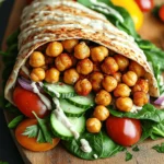 - 1 Dose (425 g) Kichererbsen - 4 Vollkorn-Pita-Wraps - 1 Tasse frische Spinatblätter Kichererbsen sind die Hauptzutat in diesen Wraps. Sie sind gesund und lecker. Diese Hülsenfrüchte sind reich an Eiweiß und Ballaststoffen. Das macht sie zu einer tollen Wahl für eine nahrhafte Mahlzeit. Vollkorn-Pita-Wraps geben dir die perfekte Basis. Sie sind herzhaft und sättigend. Frische Spinatblätter bringen Farbe und eine gute Portion Vitamine. Spinat ist leicht, frisch und passt gut zu den Kichererbsen. - 2 Esslöffel Olivenöl - 2 Teelöffel gemahlener Kreuzkümmel - 1 Teelöffel geräuchertes Paprikapulver Die Gewürze sind der Schlüssel zu diesem Gericht. Olivenöl sorgt für einen schönen Geschmack und hilft beim Rösten. Kreuzkümmel gibt den Kichererbsen einen warmen, erdigen Geschmack. Geräuchertes Paprikapulver bringt eine rauchige Note. Diese Gewürze verwandeln einfache Kichererbsen in ein wahres Geschmackserlebnis. - 1 Tasse gewürfelte Tomaten - 1/2 Tasse Gurke - 1/4 rote Zwiebel Frisches Gemüse ist wichtig für den Wrap. Tomaten sind saftig und süß. Sie bringen Frische mit. Gurken sind knackig und kühl. Sie sorgen für einen schönen Kontrast. Rote Zwiebeln geben einen scharfen, aber süßen Geschmack. Zusammen machen diese Zutaten den Wrap bunt und gesund. Du kannst die Füllung nach Geschmack anpassen. Frisches Gemüse macht das Essen noch leckerer und nahrhafter. Für das komplette Rezept schau dir bitte die vollständige Rezeptanleitung an: Kichererbsen Shawarma Wraps . Heize deinen Ofen auf 200 °C vor. Nimm eine große Schüssel und gib die Kichererbsen hinein. Sie sollten gut abgetropft und abgespült sein. Füge 2 Esslöffel Olivenöl hinzu. Jetzt kommen die Gewürze: 2 Teelöffel gemahlener Kreuzkümmel, 2 Teelöffel gemahlener Koriander, 1 Teelöffel geräuchertes Paprikapulver, 1 Teelöffel Kurkuma und 1/2 Teelöffel Cayennepfeffer. Vergiss nicht, etwas Salz und Pfeffer hinzuzufügen. Mische alles gut durch. Die Kichererbsen sollten gleichmäßig mit den Gewürzen bedeckt sein. Lege die gewürzten Kichererbsen auf ein Backblech. Achte darauf, dass sie in einer einzigen Schicht liegen. Röste die Kichererbsen für 20-25 Minuten im Ofen. Nach 10-15 Minuten solltest du sie umrühren. So werden sie gleichmäßig knusprig. Wenn sie goldbraun und knusprig sind, nimm sie aus dem Ofen und lasse sie kurz abkühlen. Jetzt ist es Zeit, das Gemüse vorzubereiten. Schneide 1 Tasse gewürfelte Tomaten, 1/2 Tasse Gurke und 1/4 rote Zwiebel. Mische das Gemüse in einer Schüssel. Würze es leicht mit Salz und einem Spritzer Olivenöl. Jetzt kannst du die Wraps füllen. Nimm einen Vollkorn-Pita, lege frische Spinatblätter hinein und füge die Kichererbsen und das gewürfelte Gemüse hinzu. Beträufle alles mit Tahini- oder Knoblauch-Joghurtsauce. Bestreue den Wrap mit gehackter Petersilie. Rolle die Pita straff ein und tucke die Seiten ein. Wiederhole diesen Schritt mit den restlichen Zutaten. Du kannst die Wraps sofort servieren oder in Folie wickeln für eine schnelle Mahlzeit unterwegs. Nutze die vollständige Rezeptanleitung für alle Details! Um die besten Kichererbsen zu bekommen, ist es wichtig, sie gut abzutropfen und abzuspülen. Dies entfernt die Salzlake und sorgt für einen klaren Geschmack. Wenn du die Kichererbsen nach dem Abspülen ins Backblech legst, werden sie knuspriger. Röste die Kichererbsen für 20 bis 25 Minuten bei 200 °C. Achte darauf, sie nach der Hälfte der Zeit umzurühren. So bräunen sie gleichmäßig und werden schön knusprig. Die Anordnung der Zutaten ist entscheidend für den besten Geschmack. Beginne mit frischen Spinatblättern, gefolgt von den knusprigen Kichererbsen. Füge dann das gewürfelte Gemüse hinzu. So bleiben die Wraps frisch und knackig. Achte auf die richtige Menge Füllung. Zu viel Füllung macht es schwer, die Wraps gut zu rollen. Eine gute Portion ist wichtig, damit du jeden Biss genießen kannst. Für Beilagen und Ergänzungen kannst du einen frischen Salat oder knusprige Pommes servieren. Auch Hummus passt gut dazu. Präsentation ist wichtig, besonders bei besonderen Anlässen. Verwende schöne Teller und garniere die Wraps mit frischer Petersilie. So sehen deine Kichererbsen Shawarma Wraps nicht nur lecker aus, sie schmecken auch fantastisch. Wenn du nach einer vollständigen Rezeptanleitung suchst, schau dir das Rezept für Kichererbsen Shawarma Wraps an! {{image_4}} Für einen zusätzlichen Protein-Kick kannst du Tofu oder Hähnchen verwenden. Tofu ist eine großartige Wahl, wenn du vegan bleibst. Schneide den Tofu in Würfel, mariniere ihn in ähnlichen Gewürzen wie die Kichererbsen und brate ihn knusprig an. Wenn du Hähnchen verwenden möchtest, nimm Hähnchenbrust. Koche oder grille das Hähnchen und schneide es in Streifen. Beide Optionen passen gut zu den Wraps. Die Wahl des Dressings macht einen großen Unterschied. Eine Tahini-Sauce hat einen nussigen Geschmack. Du kannst auch eine Knoblauch-Joghurtsauce machen. Mische Joghurt mit frischem Knoblauch, Zitrone und etwas Salz. So hast du zwei köstliche Optionen. Probier auch hausgemachte Saucen wie eine scharfe Salsa oder eine Avocado-Creme. Diese sind frisch und lecker. Das Gemüse in deinen Wraps kann variieren. Nutze saisonales Gemüse wie Zucchini oder Paprika. Gegrilltes Gemüse gibt dem Wrap eine rauchige Note. Einfach die Gemüse nach Wahl schneiden, mit Öl und Gewürzen marinieren und grillen. Das bringt mehr Geschmack und Textur in deine Kichererbsen Shawarma Wraps. Um die Kichererbsen Shawarma Wraps frisch zu halten, lege sie in den Kühlschrank. Sie bleiben dort bis zu drei Tage lecker. Am besten bewahrst du sie in einem luftdichten Behälter auf. So bleiben sie weich und saftig. Wenn du einen Wrap zubereitest, den du später essen möchtest, wickle ihn fest in Folie. Das hilft, die Frische länger zu bewahren. Du kannst die Wraps auch einfrieren. Wickel jeden Wrap in Folie ein und lege sie in einen Gefrierbeutel. So bleiben sie bis zu drei Monate haltbar. Zum Auftauen nimm die Wraps einfach aus dem Gefrierfach. Lass sie über Nacht im Kühlschrank auftauen. Um sie wieder aufzuwärmen, lege sie in den Ofen oder in eine Pfanne. Erwärme sie bei niedriger Hitze, bis sie warm sind. So bleibt die Qualität der Wraps am besten erhalten. Die Wraps halten sich im Kühlschrank für bis zu drei Tage. Stelle sicher, dass sie gut verpackt sind. Im Gefrierschrank kannst du sie bis zu drei Monate lagern. Achte darauf, sie in Folie einzuwickeln oder in einem luftdichten Behälter zu lagern. Ja, du kannst die Kichererbsen auch in einer Pfanne anbraten oder grillen. Das gibt ihnen einen anderen Geschmack und eine andere Textur. Eine weitere Methode ist das Dünsten, was die Kichererbsen weich macht, aber nicht knusprig. Zu diesen Wraps passen viele Beilagen. Probiere einen frischen Salat oder Joghurt. Auch Hummus ist eine tolle Ergänzung. Getränke wie Limonade oder Minzwasser erfrischen das Gericht zusätzlich. Kichererbsen sind reich an Eiweiß und Ballaststoffen. Sie helfen, den Blutzuckerspiegel stabil zu halten. Das frische Gemüse bringt Vitamine und Mineralien mit. Diese Zutaten machen die Wraps nährstoffreich und gesund. Du kannst die vollständige Rezeptanleitung für die Kichererbsen Shawarma Wraps hier finden. Zusammenfassend hast du gelernt, wie man leckere Kichererbsen Shawarma Wraps zubereitet. Mit frischen Zutaten, einfachen Gewürzen und klaren Schritten gelingt es dir leicht. Denke daran, die Kichererbsen gut abzutropfen und dein Gemüse schön zu schneiden. Probiere verschiedene Dressings und Gemüsevariationen aus, um den Wraps mehr Geschmack zu geben. Diese Wraps sind nicht nur lecker, sondern auch gesund. Verwende sie als Snack oder Hauptgericht für jeden Anlass!