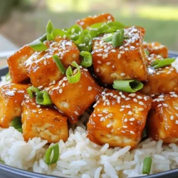 - 400 g fester Tofu, gut abgetropft und gepresst - 60 ml Honig (oder Ahornsirup für eine vegane Variante) Die Hauptzutaten sind einfach zu finden und machen den Tofu köstlich. Fester Tofu gibt dem Gericht die richtige Textur. Er hält beim Braten gut zusammen und wird schön knusprig. Honig bringt eine süße Note, die perfekt mit dem Knoblauch harmoniert. Für vegane Freunde ist Ahornsirup eine tolle Alternative. - 2 Esslöffel Pflanzenöl - 1 Teelöffel frischer Ingwer, gerieben Pflanzenöl sorgt dafür, dass der Tofu schön brutzelt und nicht anklebt. Der Ingwer bringt ein frisches Aroma. Diese Zutaten sind leicht zu beschaffen und machen das Gericht besonders lecker. Ingwer hat auch gesundheitliche Vorteile. Er wirkt entzündungshemmend und hilft der Verdauung. - Frühlingszwiebeln, in dünne Ringe geschnitten - Sesamkörner Garnierungen machen dein Gericht bunt und appetitlich. Frühlingszwiebeln fügen eine knackige Textur hinzu und bringen Farbe ins Spiel. Sesamkörner geben einen nussigen Geschmack und eine schöne Optik. Diese kleinen Extras heben das Gericht auf ein neues Level. Probier es aus, denn Garnierungen sind der Schlüssel für eine tolle Präsentation. Für die genauen Mengen und die Zubereitung, schau dir das Full Recipe an. Zuerst schneide den Tofu in gleichmäßige Würfel. Du solltest sie etwa 2,5 cm groß machen. Das hilft, dass sie gleichmäßig garen. Danach nimm eine Schüssel und gib die Tofuwürfel hinein. Bestäube sie nun mit Speisestärke. Mische alles gut, bis jeder Würfel gleichmäßig bedeckt ist. Diese Schicht macht den Tofu knusprig. Jetzt erhitze Pflanzenöl in einer Pfanne bei mittlerer Hitze. Wenn das Öl heiß ist, lege die Tofuwürfel vorsichtig in die Pfanne. Achte darauf, dass sie in einer einzigen Schicht liegen. Brate sie für etwa 3 bis 4 Minuten pro Seite. Sie sollten goldbraun und knusprig sein. Nimm den Tofu dann aus der Pfanne und lege ihn auf einen Teller. Für die Sauce hacke zuerst den Knoblauch fein. Erhitze die Pfanne wieder und gib den Knoblauch hinzu. Sautiere ihn etwa 30 Sekunden lang, bis er duftet. Er sollte nicht anbrennen. In einer kleinen Schüssel mische Honig, Sojasauce, Reisessig, geriebenen Ingwer und Sesamöl. Rühre alles gut um. Gieße die Mischung in die Pfanne zu dem Knoblauch. Lass die Sauce etwa 2 Minuten köcheln, bis sie leicht eindickt. Jetzt gib den knusprigen Tofu zurück in die Pfanne und wende alles gut. Lass es 2 Minuten kochen, bis der Tofu heiß ist. Für das gesamte Rezept kannst du die [Full Recipe] nutzen. Um den Tofu knusprig zu bekommen, ist die richtige Zubereitung wichtig. Schneide den Tofu in gleichmäßige Würfel, etwa 2,5 cm groß. So garen sie gleichmäßig. Bestäube die Tofustücke mit Speisestärke. Das hilft, eine tolle Kruste zu bekommen. - Richtiges Braten für optimale Textur: Erhitze das Pflanzenöl in einer beschichteten Pfanne. Wenn das Öl heiß ist, lege die Tofuwürfel in einer einzigen Schicht hinein. Brate sie 3-4 Minuten pro Seite. Das sorgt für eine goldbraune Farbe und Knusprigkeit. - Verwendung von Speisestärke: Speisestärke hilft, die Feuchtigkeit zu reduzieren. Das macht den Tofu außen knusprig und innen weich. Achte darauf, dass jeder Würfel gut beschichtet ist. Die Honig-Knoblauch-Sauce macht das Gericht besonders lecker. Du kannst die Sauce auch leicht abwandeln, um neue Geschmäcker zu entdecken. - Alternativen für die Honig-Knoblauch-Sauce: Nutze Agavendicksaft oder Dattelsirup für eine vegane Variante. Diese Optionen haben ähnliche Süße und Konsistenz. - Tipps für frische Zutaten: Frischer Knoblauch und Ingwer bringen viel Geschmack. Verwende sie immer frisch, nicht aus der Tube. Das macht einen großen Unterschied. Die Präsentation macht das Gericht noch appetitlicher. Hier sind einige Ideen, wie du den Tofu servieren kannst. - Beilagen zum knusprigen Tofu: Serviere den Tofu auf einem Bett aus Jasminreis oder Quinoa. Diese Beilagen passen gut und machen das Gericht sättigender. - Präsentationstipps: Garniere den Tofu mit frischen Frühlingszwiebeln und Sesamkörnern. Das gibt dem Gericht eine schöne Farbe und zusätzliche Knusprigkeit. Achte darauf, das Gericht schön anzurichten. Für das vollständige Rezept, schau dir das [Full Recipe] an. {{image_4}} Du kannst den Honig in diesem Rezept durch Ahornsirup ersetzen. Ahornsirup bringt eine süße Note ohne tierische Produkte. Achte darauf, dass du echten Ahornsirup nimmst, um den besten Geschmack zu erzielen. Auch bei der Sojasauce gibt es Optionen. Verwende tamari für eine glutenfreie Variante. Tamari hat einen ähnlichen Geschmack, ist aber oft milder. Du kannst das Rezept leicht erweitern, indem du Gemüse hinzufügst. Brokkoli oder Paprika passen gut zu dem knusprigen Tofu. Einfach das Gemüse in die Pfanne geben, bevor du die Sauce hinzufügst. So wird alles schön aromatisch. Wenn du etwas Schärfe magst, füge Chili oder Sriracha hinzu. Ein kleiner Spritzer bringt mehr Geschmack und macht das Gericht aufregender. Tofu ist sehr vielseitig. Du kannst ihn in Salaten oder Wraps verwenden. Schneide ihn in kleinere Stücke und mische ihn mit frischem Gemüse. Eine weitere Möglichkeit ist, den Tofu als Füllung für Sandwiches zu nutzen. Das ergibt ein leckeres und gesundes Mittagessen. Für das komplette Rezept, klicke auf [Full Recipe]. Um übrig gebliebenen Tofu gut zu lagern, lege ihn in einen luftdichten Behälter. Stelle sicher, dass der Behälter sauber und trocken ist. Das hilft, die Frische zu bewahren. Du kannst den Tofu auch in etwas Wasser lagern. Das Wasser hält ihn saftig. Achte darauf, das Wasser jeden Tag zu wechseln. So bleibt der Tofu länger frisch. Wenn du den Tofu wieder aufwärmen möchtest, benutze eine Pfanne. Erhitze die Pfanne auf mittlerer Hitze. Füge ein wenig Öl hinzu, um die Knusprigkeit zu erhalten. Lege den Tofu in die Pfanne und brate ihn kurz an. Das hilft, Sumpfigkeit zu vermeiden. So wird der Tofu wieder knusprig und lecker. Der Tofu ist im Kühlschrank etwa 3 bis 5 Tage haltbar. Überprüfe ihn vor dem Essen. Wenn er einen seltsamen Geruch hat oder seine Farbe sich verändert, wirf ihn weg. Das sind Anzeichen für Verderb. Achte darauf, dass du immer frischen Tofu verwendest, um die beste Qualität zu genießen. Tofu knusprig zu machen, ist ganz einfach. - Wähle festen Tofu: Fester Tofu hat die beste Textur. - Tofu pressen: Drücke den Tofu gut, um Wasser zu entfernen. - Speisestärke verwenden: Wälze den Tofu in Speisestärke. Das hilft beim Knusprigwerden. - Heißes Öl: Erhitze das Öl gut, bevor du den Tofu hinzufügst. - Einzeln braten: Brate die Würfel in einer einzigen Schicht. So garen sie gleichmäßig. Diese Schritte sorgen für einen köstlich knusprigen Tofu! Ja, die Sauce kann leicht angepasst werden! - Süße: Ersetze Honig durch Ahornsirup für eine vegane Option. - Schärfe: Füge Chili oder Sriracha für einen scharfen Kick hinzu. - Zitrusgeschmack: Ein Spritzer Limettensaft bringt Frische in die Sauce. - Umami: Verwende Tamari statt Sojasauce für einen volleren Geschmack. Experimentiere mit diesen Vorschlägen, um deine Lieblingssauce zu finden! Die Zubereitung ist schnell! - Vorbereitungszeit: 15 Minuten. Das Schneiden und Vorbereiten des Tofus dauert nicht lange. - Kochzeit: 10 Minuten. Tofu braten und Sauce zubereiten geht flott. Insgesamt benötigst du nur 25 Minuten für dieses leckere Gericht. Probier das Rezept aus, um es selbst zu erleben! Du findest das vollständige Rezept hier: [Full Recipe]. Um festzuhalten, um einen schmackhaften knusprigen Tofu zu machen, haben wir mehrere Schritte durchlaufen. Wir begannen mit den besten Zutaten, gefolgt von einer einfachen Anleitung zur Zubereitung und wertvollen Tipps. Denke immer daran, die richtige Technik und frische Zutaten zu nutzen. Experimentiere mit Variationen und finde heraus, was dir am besten schmeckt. Wenn du diese Dinge berücksichtigst, wirst du immer schmackhaften Tofu zubereiten. Viel Spaß beim Kochen und genießen!
