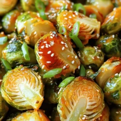 Für dieses leckere Gericht brauchst du einige frische Zutaten. Hier ist die Liste: - 450 g Rosenkohl, halbiert - 2 Esslöffel Olivenöl - 3 Esslöffel Honig - 2 Esslöffel Sriracha-Sauce - 1 Esslöffel Sojasauce Der Rosenkohl ist die Hauptzutat. Diese kleinen Röschen sind nahrhaft und lecker. Sie bieten eine tolle Basis für den süßen und scharfen Geschmack. Um den Rosenkohl noch besser zu machen, fügen wir einige Gewürze hinzu. Du benötigst: - 1 Teelöffel Knoblauchpulver - Salz und Pfeffer nach Geschmack Knoblauchpulver bringt einen herzhaften Geschmack. Salz und Pfeffer verstärken die Aromen. Sie sind einfach, aber wichtig für den Genuss. Um das Gericht zu vervollständigen, fügen wir einige schöne Garnierungen hinzu: - 2 Esslöffel Sesamsamen (zum Garnieren) - 2 Frühlingszwiebeln, in Ringen (zum Garnieren) Die Sesamsamen geben einen nussigen Crunch. Die Frühlingszwiebeln bringen Frische und Farbe. Sie machen das Essen nicht nur schmackhaft, sondern auch schön anzusehen. Zuerst müssen wir die Rosenkohlhälften vorbereiten. Ich nehme 450 g frische Rosenkohl und halbiere sie. Es ist wichtig, dass jedes Röschen gleichmäßig geschnitten ist. So garen sie gleichmäßig. Dann gebe ich die halbierten Röschen in eine große Schüssel. Ich füge 2 Esslöffel Olivenöl hinzu. Jetzt vermenge ich alles gut mit den Händen. Jedes Röschen sollte gut mit Öl bedeckt sein. Das Öl hilft, die Röschen schön knusprig zu machen. Nun bereite ich die Honig-Sriracha-Sauce vor. In einer kleinen Schüssel mische ich 3 Esslöffel Honig, 2 Esslöffel Sriracha-Sauce, und 1 Esslöffel Sojasauce. Dann kommen 1 Teelöffel Knoblauchpulver, Salz und Pfeffer hinzu. Ich verrühre alles gut. Die Mischung sollte glatt und gut kombiniert sein. Diese Sauce gibt den Rosenkohlhälften einen tollen Geschmack. Jetzt ist es Zeit zu backen! Ich heize meinen Ofen auf 220 °C vor. Während der Ofen heiß wird, lege ich ein Backblech mit Backpapier aus. Ich gieß die Honig-Sriracha-Sauce über die Rosenkohlhälften. Dann schichte ich die Röschen gleichmäßig auf das Backblech. Ich backe sie für 20-25 Minuten. In der Mitte der Backzeit wende ich die Röschen. Das sorgt für eine schöne Bräunung. Nach dem Backen lasse ich die Röschen kurz abkühlen. Schließlich streue ich 2 Esslöffel Sesamsamen und 2 in Ringen geschnittene Frühlingszwiebeln darüber. Jetzt sind die Honig-Sriracha Rosenkohl fertig und sehen großartig aus! Um den perfekten Rosenkohl zuzubereiten, beginne mit frischen Röschen. Wähle feste, grüne Köpfe ohne braune Flecken. Halbiere sie gleichmäßig, damit sie gleichmäßig garen. Das Olivenöl sorgt für einen tollen Geschmack und hilft beim Bräunen. Achte darauf, dass jedes Röschen gut bedeckt ist. Wenden während des Backens ist wichtig. So werden sie goldbraun und knusprig. Möchtest du mehr Schärfe? Füge einfach extra Sriracha hinzu. Du kannst auch andere scharfe Soßen ausprobieren. Für mehr Süße, erhöhe die Menge an Honig. Ein Spritzer Limettensaft kann auch helfen, die Aromen zu heben. Probiere verschiedene Kombinationen, bis du deinen Favoriten findest. Die Zubereitung im Airfryer ist schnell und einfach. Stelle ihn auf 200 °C ein und gare die Röschen für 15-20 Minuten. Schüttle den Korb einmal während des Garens. Für den Grill, lege die Röschen in eine Grillpfanne. Grillen bei mittlerer Hitze für 10-15 Minuten. Drehe sie regelmäßig, damit sie gleichmäßig garen. So erhältst du ein rauchiges Aroma. {{image_4}} Rosenkohl ist sehr flexibel. Du kannst viele Geschmäcker ausprobieren. Zum Beispiel, füge Balsamico-Essig hinzu. Das bringt eine süß-saure Note. Auch Parmesan-Käse passt gut. Der Käse schmilzt und macht die Röschen cremig. Probiere auch, die Sriracha mit Chili-Paste zu ersetzen. Das gibt einen anderen Kick. Eine Mischung aus Honig und Limettensaft bringt eine frische Note. Diese Rosenkohlhälften sind toll als Beilage. Du kannst sie mit anderen Gemüsearten kombinieren. Süßkartoffeln oder Karotten passen gut dazu. Sie bringen Farbe und Süße ins Gericht. Kichererbsen sind auch eine gute Idee. Sie machen das Essen nahrhafter und leckerer. Serviere die Rosenkohlhälften neben einem grünen Salat. So hast du eine bunte und gesunde Mahlzeit. Es gibt verschiedene Wege, Rosenkohl zuzubereiten. Du kannst sie auch braten oder dämpfen. Wenn du sie brätst, werden sie knusprig. Dämpfen macht sie zart. Eine andere Methode ist der Airfryer. Er braucht weniger Öl und macht die Röschen schnell knusprig. Grillen ist auch möglich. Dann bekommen die Röschen ein rauchiges Aroma. Jede Methode hat ihren eigenen Geschmack. Wähle die, die dir am besten gefällt. Um übrig gebliebene Rosenkohlhälften frisch zu halten, lassen Sie sie zuerst abkühlen. Legen Sie sie dann in einen luftdichten Behälter. Sie können die Röschen auch in Frischhaltefolie wickeln. Lagern Sie sie im Kühlschrank. So bleiben sie bis zu drei Tage genießbar. Wenn Sie die Rosenkohlhälften wieder aufwärmen wollen, heizen Sie Ihren Ofen auf 180 °C vor. Legen Sie die Röschen auf ein Backblech. Backen Sie sie für etwa 10 bis 15 Minuten. So werden sie wieder knusprig. Alternativ können Sie sie auch in der Mikrowelle erwärmen. Achten Sie darauf, dass sie gleichmäßig warm werden. Im Kühlschrank bleiben die Rosenkohlhälften etwa drei Tage frisch. Wenn Sie sie länger aufbewahren möchten, können Sie sie einfrieren. Packen Sie die Röschen in gefriergeeignete Beutel. Sie sind dann bis zu drei Monate haltbar. Beim Auftauen sollten Sie sie im Kühlschrank lassen, um die beste Qualität zu erhalten. Ja, du kannst sowohl frische als auch gefrorene Rosenkohl verwenden. Frische Röschen haben einen knackigen Biss. Sie schmecken oft besser. Gefrorene Röschen sind bequem und schnell verfügbar. Sie sind meist vorgegart, also kürze die Backzeit etwas. Achte darauf, dass sie gut abgetropft sind, bevor du sie würzt. Du kannst die Schärfe leicht anpassen. Wenn du es milder magst, verwende weniger Sriracha. Du kannst auch einen Teil durch Ketchup ersetzen. Für mehr Schärfe füge etwas mehr Sriracha hinzu. Probiere die Mischung immer zuerst, um die perfekte Balance zu finden. Honig-Sriracha Rosenkohl passt gut zu vielen Gerichten. Er ergänzt gegrilltes Fleisch wie Hähnchen oder Rind. Auch zu Tofu ist er eine gute Wahl. Serviere ihn neben Reis oder Quinoa für eine vollwertige Mahlzeit. Probiere auch, ihn zu einem bunten Salat hinzuzufügen. In diesem Artikel haben wir die wichtigsten Schritte und Zutaten für Honig-Sriracha Rosenkohl behandelt. Wir sahen uns die Hauptzutaten, Gewürze und viele Tipps an, um den besten Rosenkohl zu zaubern. Vergessen Sie nicht, das Rezept je nach Geschmack anzupassen. Ob im Ofen, Airfryer oder Grill, die Zubereitung bleibt einfach. Mit den Lagerungshinweisen bleibt Ihr Rosenkohl frisch. Genießen Sie die Vielfalt und probieren Sie verschiedene Geschmäcker aus. So wird jede Mahlzeit ein Hit!