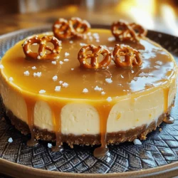 Salted Caramel Pretzel Cheesecake Leckere Versuchung