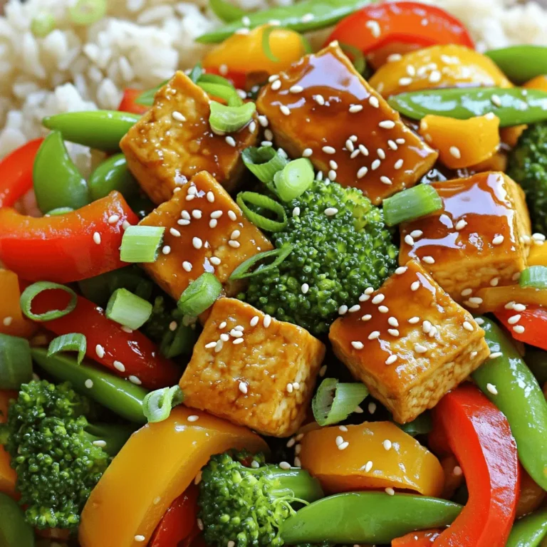 - Fester Tofu (400 g) - Gemischte Paprika (2 Tassen) - Brokkoli (1 Tasse) - Zuckerschoten (1 Tasse) Für diesen schnellen Teriyaki-Tofu-Stir-Fry nutzen wir festen Tofu. Fester Tofu hat eine tolle Textur und nimmt die Aromen gut auf. Ich schneide ihn in Würfel, damit er gleichmäßig brät. Das Gemüse bringt Farbe und Knackigkeit. Ich wähle gemischte Paprika, Brokkoli und Zuckerschoten. Diese Kombination sorgt für ein frisches und gesundes Gericht. - Frühlingszwiebeln (3 Stück) - Knoblauch (1 Teelöffel) - Ingwer (1 Teelöffel) Aromatische Zutaten machen das Gericht spannend. Frühlingszwiebeln geben einen milden Zwiebelgeschmack. Ich hacke sie in Ringe. Knoblauch und Ingwer geben dem Gericht eine würzige Note. Der feine Geschmack von Ingwer passt perfekt zu Teriyaki. - Teriyaki-Sauce (3 Esslöffel) - Sesamöl (1 Esslöffel) - Pflanzenöl (1 Esslöffel) Die Teriyaki-Sauce ist der Star in diesem Gericht. Sie ist süß und salzig zugleich. Ich benutze 3 Esslöffel für den besten Geschmack. Sesamöl bringt einen nussigen Geschmack. Es hilft auch, das Gemüse schön zu braten. Pflanzenöl ist perfekt für das Anbraten, da es hoch erhitzbar ist. - Gekochter Reis oder Quinoa - Geröstete Sesamsamen Ich serviere dieses Gericht gerne mit gekochtem Reis oder Quinoa. Beides ist leicht und sättigend. Geröstete Sesamsamen sind eine tolle Garnitur. Sie fügen einen zusätzlichen Crunch hinzu und sehen schön aus. Zuerst nehme ich den Tofu und drücke ihn mit einem Papiertuch ab. So entferne ich die überschüssige Feuchtigkeit. Danach schneide ich den Tofu in kleine Würfel. Diese Würfel sind einfach zu braten und nehmen die Aromen gut auf. Ich erhitze etwas Pflanzenöl in einer großen Pfanne. Dann gebe ich die Tofuwürfel hinein. Ich brate sie für etwa 4 bis 5 Minuten, bis sie goldbraun sind. Es ist wichtig, die Würfel gelegentlich umzurühren, damit sie gleichmäßig bräunen. Sobald der Tofu goldbraun ist, schiebe ich ihn zur Seite. In die freie Fläche der Pfanne füge ich den gehackten Knoblauch und den Ingwer hinzu. Ich brate diese für etwa 30 Sekunden, bis sie aromatisch riechen. Dieser Schritt bringt viel Geschmack ins Gericht. Nun ist es Zeit für das Gemüse. Ich gebe die geschnittenen Paprika, Brokkoli-Röschen und Zuckerschoten in die Pfanne. Ich rühre alles für etwa 3 bis 4 Minuten um. Das Gemüse soll zart, aber noch knackig bleiben. Jetzt kommt der spannende Teil! Ich träufle die Teriyaki-Sauce und das Sesamöl über das Gemüse. Dann vermenge ich alles gründlich. So wird der Tofu und das Gemüse gleichmäßig mit der Sauce benetzt. Ich lasse es eine weitere Minute kochen, damit alles gut heiß wird. Ich nehme die Pfanne vom Herd und rühre die geschnittenen Frühlingszwiebeln unter. Das Gericht serviere ich heiß über gekochtem Reis oder Quinoa. Zum Schluss garniere ich es mit gerösteten Sesamsamen für extra Crunch. Um Tofu perfekt zu braten, drücken Sie zuerst den Tofu gut aus. Verwenden Sie ein Papiertuch, um die Feuchtigkeit zu entfernen. Wenn der Tofu trocken ist, schneiden Sie ihn in gleichmäßige Würfel. So bräunt er gleichmäßig. Braten Sie die Würfel in einer heißen Pfanne. Verwenden Sie genügend Pflanzenöl, damit sie nicht kleben bleiben. Wenden Sie den Tofu nach ein paar Minuten. So wird er goldbraun und knusprig. Frisches Gemüse ist der Schlüssel für einen leckeren Wok. Schneiden Sie das Gemüse erst kurz vor dem Kochen. So bleibt es knackig. Verwenden Sie eine große Pfanne oder einen Wok, um das Gemüse schnell zu garen. Kochen Sie das Gemüse nur kurz, damit es seine Farbe und seinen Biss behält. Rühren Sie es ständig um, um gleichmäßiges Garen zu erreichen. Hochtemperatur-Kochen hilft, die Frische zu bewahren. Sie können Teriyaki-Sauce selbst machen oder im Laden kaufen. Hausgemachte Sauce ist oft frischer und leckerer. Mischen Sie Sojasauce, Honig, Reisessig und Sesamöl für den besten Geschmack. Wenn Sie Zeit sparen wollen, ist gekaufte Sauce eine gute Wahl. Achten Sie darauf, eine hochwertige Sauce ohne künstliche Zutaten zu wählen. So schmeckt Ihr Gericht immer gut. {{image_4}} Du kannst viele Gemüsearten in dein Wokgericht einfügen. Versuche Karotten, Zucchini oder Spinat. Diese bringen Farbe und neue Geschmäcker. Auch Pilze passen gut. Wähle das Gemüse, das du magst. So machst du das Gericht noch besser. Wenn du keinen Tofu magst, probiere Tempeh oder Hühnchen. Tempeh hat einen nussigen Geschmack und eine feste Textur. Hühnchen ist leicht und zart. Beide Optionen sind lecker und passen gut zur Teriyaki-Sauce. So bleibt dein Gericht gesund und sättigend. Du kannst Reis oder Quinoa als Beilage verwenden. Reis ist klassisch und einfach. Quinoa hat mehr Protein und einen tollen Biss. Beide sind nahrhaft und gut für eine ausgewogene Mahlzeit. Experimentiere mit verschiedenen Beilagen, um das Gericht einzigartig zu machen. Um dein Teriyaki-Tofu-Wokgericht gut zu lagern, folge diesen Tipps: - Lass das Gericht zuerst auf Raumtemperatur abkühlen. - Fülle es in einen luftdichten Behälter. - Lagere es im Kühlschrank. So bleibt der Geschmack frisch. Du kannst auch die einzelnen Zutaten getrennt aufbewahren. Das hilft, die Textur zu erhalten. Wenn du die Reste aufwärmen möchtest, hier sind die besten Methoden: - Nutze eine Mikrowelle: Gib die Portion in eine Schüssel. Decke sie mit einem feuchten Küchenpapier ab. Erhitze sie in 30-Sekunden-Intervallen, bis sie heiß sind. - Alternativ kannst du eine Pfanne benutzen: Erhitze etwas Öl. Füge das Gericht hinzu und wärme es bei mittlerer Hitze, bis es warm ist. So bleibt das Gericht lecker und saftig. Wie lange bleibt dein Teriyaki-Tofu-Wokgericht frisch? Im Kühlschrank hält es sich etwa 3 bis 4 Tage. Achte darauf, dass der Behälter gut verschlossen ist. Prüfe vor dem Essen immer den Geruch und die Konsistenz. So stellst du sicher, dass es sicher ist, es zu genießen. Ja, das Rezept ist vegan. Alle Zutaten sind pflanzlich. Wir verwenden festen Tofu, frisches Gemüse und Teriyaki-Sauce. Diese Zutaten enthalten keine tierischen Produkte. Achten Sie darauf, eine vegane Teriyaki-Sauce zu wählen, falls Sie eine fertige Sauce nutzen. Ja, Sie können das Gericht glutenfrei machen. Wählen Sie glutenfreie Teriyaki-Sauce. Diese ist oft in Bioläden oder Online-Shops erhältlich. Verwenden Sie auch glutenfreien Reis oder Quinoa. So bleibt das Gericht für alle geeignet. Die Zubereitung dauert nur 10 Minuten. Die gesamte Kochzeit beträgt 20 Minuten. Das Rezept ist also schnell und einfach. Ideal für ein schnelles Abendessen nach einem langen Tag. Das Gericht passt gut zu gekochtem Reis oder Quinoa. Beide Beilagen ergänzen die Aromen des Wokgerichts. Sie können auch einen frischen Salat oder gedämpftes Gemüse servieren, um mehr Farbe und Textur hinzuzufügen. Dieses Rezept bietet eine gesunde und schmackhafte Mahlzeit. Du hast gelernt, wie man Tofu und frisches Gemüse perfekt zubereitet. Die aromatischen Zutaten und die Teriyaki-Sauce verleihen dem Gericht Geschmack. Du kannst das Rezept leicht anpassen, um neue Varianten auszuprobieren. Achte darauf, die Reste richtig zu lagern, damit du lange Freude daran hast. Ich hoffe, du probierst es aus und genießt die Aromen!