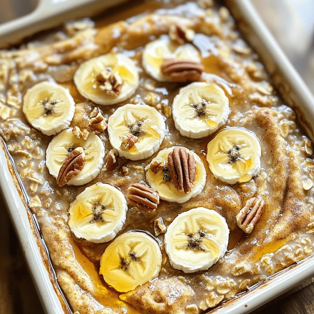 Für die TikTok Zimtrolle Gebackene Haferflocken brauchen wir: - 1 Tasse zarte Haferflocken - 1 ½ Tassen Mandelmilch (oder eine andere Milch nach Wahl) - 2 Esslöffel Ahornsirup - 1 Teelöffel Vanilleextrakt - 1 Teelöffel Backpulver - 1 Teelöffel gemahlener Zimt - ¼ Teelöffel Salz - 2 Esslöffel Mandelnussbutter (oder eine andere Nussbutter) - ¼ Tasse brauner Zucker (für die Zimtschnecke) - 1 Esslöffel gemahlener Zimt (für die Zimtschnecke) - Optionale Toppings: gehackte Pekannüsse, getrocknete Cranberries oder frische Bananenscheiben Diese Zutaten machen das Rezept einfach und lecker. Du kannst sie leicht im Supermarkt finden. Einige Dinge können dir helfen, die Zubereitung einfacher zu machen: - Eine große Rührschüssel - Eine Auflaufform (ungefähr 20x20 cm) - Ein Messbecher und Esslöffel - Ein Schneebesen oder Löffel zum Rühren - Ein scharfes Messer für das Schneiden Mit diesem Zubehör wird das Kochen noch einfacher und macht mehr Spaß! Eine Portion der gebackenen Haferflocken hat ungefähr: - Kalorien: 250 - Fett: 10g - Kohlenhydrate: 35g - Eiweiß: 6g - Ballaststoffe: 4g Diese Nährwerte sind wichtig, um zu wissen, was du isst. Die Haferflocken sind gesund und geben dir Energie. Zuerst heize deinen Ofen auf 180°C vor. Nimm eine Auflaufform, etwa 20x20 cm, und fette sie ein. So bleibt die Mischung nicht kleben. Das ist wichtig, damit alles gut herauskommt. In einer großen Rührschüssel vermengst du die zarten Haferflocken mit der Mandelmilch. Füge den Ahornsirup, den Vanilleextrakt, das Backpulver, den gemahlenen Zimt und das Salz hinzu. Rühre alles gut um. Lass die Mischung für 5-10 Minuten ruhen. So kann sie eindicken. Jetzt bereitest du die Zimtschneckenfüllung vor. Nimm eine kleine Schüssel und mische den braunen Zucker mit dem gemahlenen Zimt. Vermenge alles gut, bis es gleichmäßig ist. Gieße die Hälfte der Haferflocken-Mischung gleichmäßig in die gefettete Form. Achte darauf, dass sie gut verteilt ist. Dann träufle die Mandelnussbutter darüber. Bestreue die Mischung mit der Zimt-Zucker-Mischung. Gieße die restliche Haferflocken-Mischung vorsichtig darauf. Verwende ein Messer, um sanft durch die Mischung zu ziehen. So entsteht eine schöne Marmorierung. Du kannst auch gehackte Pekannüsse oder getrocknete Früchte darüber streuen. Jetzt ist es Zeit zum Backen! Stelle die Form in den Ofen und backe sie für 25-30 Minuten. Achte darauf, dass die Ränder goldbraun sind und die Mitte fest ist. Lass die gebackenen Haferflocken nach dem Backen ein paar Minuten auskühlen. Schneide sie in Quadrate und genieße sie warm. Du kannst sie mit einem Spritzer Ahornsirup und frischen Bananenscheiben garnieren. So schmeckt es noch besser! Ein häufiger Fehler ist, die Haferflocken nicht lange genug ruhen zu lassen. Lass die Mischung 5-10 Minuten stehen, damit sie eindickt. Achte darauf, die Zutaten gut zu vermischen. Wenn du das nicht tust, kann die Textur ungleichmäßig sein. Eine andere Falle ist das Überbacken. Halte die Backzeit im Auge. Die Ränder sollten goldbraun sein, während die Mitte fest bleibt. Die richtige Technik macht den Unterschied. Heize deinen Ofen immer gut vor. Das sorgt für ein gleichmäßiges Backen. Verwende eine gefettete Auflaufform für eine einfache Entnahme. Um die Zimtschnecke zu verteilen, ziehe mit einem Messer sanft durch die Mischung. So erhälst du die perfekte Marmorierung. Wenn du magst, füge ein paar gehackte Nüsse oder Trockenfrüchte hinzu. Das bringt zusätzliche Textur und Geschmack. Die Konsistenz kann variieren, je nach deinen Vorlieben. Wenn du es cremiger magst, füge mehr Mandelmilch hinzu. Für eine festere Struktur kannst du die Menge der Haferflocken erhöhen. Experimentiere mit der Menge an Zucker. Weniger Zucker macht es weniger süß, während mehr Süße die Zimtschnecke verstärkt. Probiere verschiedene Nussbutter aus, um deinen eigenen Geschmack zu finden. {{image_4}} Du kannst deine Haferflocken mit verschiedenen Nussbuttern aufpeppen. Ersetze die Mandelnussbutter durch Erdnussbutter oder Cashewbutter. Jede Nussbutter bringt ihren eigenen Geschmack. Erdnussbutter macht alles nussiger. Cashewbutter sorgt für eine cremige Textur. Experimentiere mit diesen Optionen, um neue Aromen zu entdecken. Die Toppings machen viel aus! Du kannst gehackte Pekannüsse oder getrocknete Cranberries verwenden. Frische Bananenscheiben sind auch eine tolle Idee. Magst du Schokolade? Füge einige Schokoladenstückchen hinzu. Wenn du es fruchtig magst, probiere frische Beeren oder Apfelstücke. Diese Variationen machen deine gebackenen Haferflocken noch leckerer. Für eine vegane Version kannst du die Milch durch Pflanzenmilch ersetzen. Mandelmilch oder Hafermilch sind gute Optionen. Achte darauf, dass die Nussbutter vegan ist. Um glutenfreies zu machen, verwende glutenfreie Haferflocken. So kannst du diese leckere Mahlzeit auch ohne Gluten genießen. Diese Anpassungen machen das Rezept für jeden zugänglich. Lagere die gebackenen Haferflocken in einem luftdichten Behälter. Das hält sie frisch. Lass die Mischung zuerst abkühlen. Decke sie dann gut ab oder verschließe den Behälter. Du kannst sie bis zu fünf Tage im Kühlschrank aufbewahren. Um die Haferflocken aufzuwärmen, stelle sie in die Mikrowelle. Erhitze sie für 30 Sekunden bis 1 Minute. Überprüfe die Temperatur, bevor du sie isst. Du kannst auch einen Ofen benutzen. Backe sie bei 180°C für 10 Minuten. Das macht sie warm und lecker. Die gebackenen Haferflocken bleiben bis zu fünf Tage frisch. Du kannst sie auch einfrieren. Teile sie in Portionen auf und lege sie in Gefrierbeutel. So bleiben sie bis zu drei Monate haltbar. Wenn du sie essen möchtest, tau sie über Nacht im Kühlschrank auf. Dann sind sie bereit zum Genießen. Die Zubereitung dauert etwa 10 Minuten. Das Backen benötigt 25 bis 30 Minuten. Insgesamt dauert das Ganze also etwa 40 Minuten. Diese Zeit ist perfekt für ein schnelles Frühstück oder einen Snack. Ja, du kannst andere Milchsorten verwenden. Mandelmilch ist toll, aber auch Hafermilch oder Kuhmilch funktionieren gut. Es hängt alles von deinem Geschmack ab. Wähle die Milch, die dir am besten gefällt. Die besten Toppings sind gehackte Pekannüsse, frische Bananenscheiben oder getrocknete Cranberries. Du kannst auch einen Spritzer Ahornsirup hinzufügen, um es noch süßer zu machen. Sei kreativ und probiere verschiedene Kombinationen aus! In diesem Artikel haben wir die wichtigsten Zutaten und Zubereitungsschritte für TikTok Cinnamon Roll Baked Oats behandelt. Wir haben auch Tipps gegeben, um häufige Fehler zu vermeiden und die besten Backtechniken zu nutzen. Variationen wie Nussbutteroptionen und vegane Anpassungen bieten viele Möglichkeiten. Zum Schluss haben wir wertvolle Informationen zur Lagerung und Haltbarkeit geteilt. Experimentiere mit deinen eigenen Ideen und genieße die köstlichen Ergebnisse!