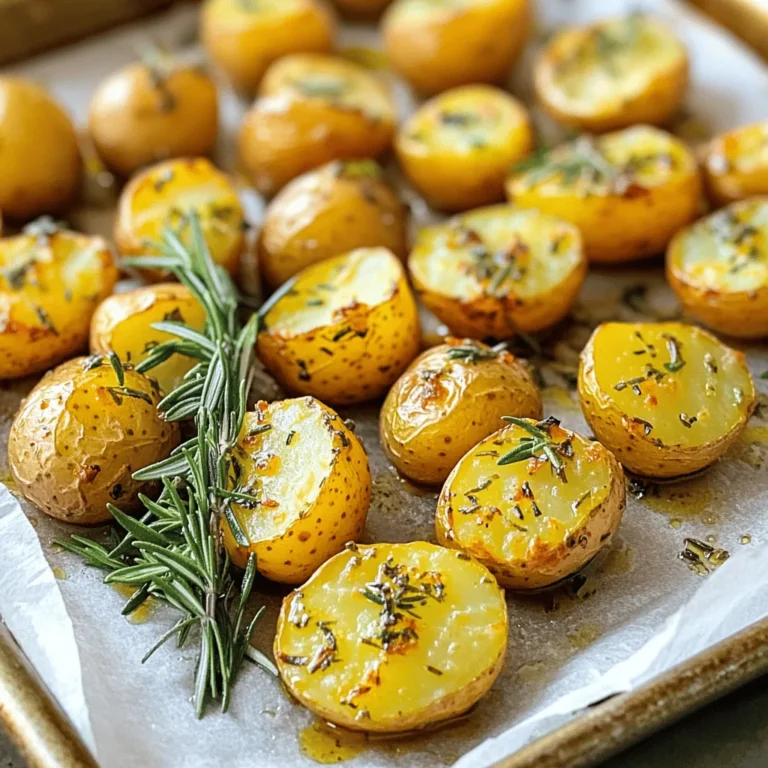 Für italienische Kräuter-Röstkartoffeln brauche ich: - 900 g Baby-Kartoffeln, halbiert - 45 ml Olivenöl - 5 g Knoblauchpulver - 5 g Zwiebelpulver Diese Zutaten geben den Röstkartoffeln eine tolle Basis. Die Baby-Kartoffeln sind perfekt, weil sie klein und zart sind. Olivenöl sorgt für den nötigen Geschmack und eine schöne Bräunung. Knoblauchpulver und Zwiebelpulver fügen Tiefe und Aroma hinzu. Ich füge noch diese Kräuter hinzu: - 15 g getrockneter Oregano - 15 g getrocknetes Basilikum - 5 g getrockneter Thymian - 5 g rote Pfefferflocken (optional) - Salz und Pfeffer nach Geschmack Oregano und Basilikum bringen den echten italienischen Geschmack. Thymian gibt eine frische Note. Rote Pfefferflocken sorgen für etwas Schärfe. Ich passe die Menge von Salz und Pfeffer an. So kann ich die Würze perfekt abstimmen. Diese Röstkartoffeln sind von Natur aus vegan und glutenfrei. Wenn ich eine glutenfreie Diät habe, kann ich einfach die Gewürze verwenden. Ich kann auch frische Kräuter anstelle von getrockneten verwenden. Diese Variante bringt mehr Frische und Geschmack. So bleiben die Kartoffeln lecker und passen zu vielen Diäten. Zuerst wähle ich frische Baby-Kartoffeln. Ich nehme 900 g und halbiere sie. Halbe Kartoffeln rösten besser. Dann gebe ich sie in eine große Schüssel. Ich füge 45 ml Olivenöl hinzu. Danach kommen 5 g Knoblauchpulver und 5 g Zwiebelpulver dazu. Diese Gewürze geben viel Geschmack. Jetzt gebe ich 15 g getrockneten Oregano und 15 g getrocknetes Basilikum in die Schüssel. Ich liebe die Aromen dieser Kräuter! Außerdem füge ich 5 g getrockneten Thymian hinzu. Wer es scharf mag, kann 5 g rote Pfefferflocken hinzufügen. Ich würze alles mit Salz und Pfeffer nach Geschmack. Ich mische alles gut, bis die Kartoffeln gleichmäßig bedeckt sind. So schmecken sie später besser. Ich heize meinen Ofen auf 220 °C vor. Das ist wichtig für eine knusprige Textur. Ich lege ein Backblech mit Backpapier aus. Dann verteile ich die Kartoffeln in einer einzigen Schicht. So röstet alles gleichmäßig. Jetzt kommt das Beste! Ich stelle das Blech in den Ofen und röste die Kartoffeln 25-30 Minuten. Während dieser Zeit wende ich die Kartoffeln einmal. So werden sie von allen Seiten goldbraun. Wenn die Zeit um ist, hole ich das Blech heraus. Die Kartoffeln sollten zart und knusprig sein. Ich lasse sie ein paar Minuten abkühlen. Dann passe ich die Würze nach Bedarf an. Um eine gleichmäßige Röstung zu erreichen, ist die Temperatur wichtig. Achte darauf, dass der Ofen gut vorgeheizt ist. Wenn die Kartoffeln zu nah beieinander liegen, werden sie nicht knusprig. Nutze immer ein Backblech mit etwas Platz. Ich empfehle auch, die Kartoffeln einmal zu wenden. Dadurch werden sie von allen Seiten gleichmäßig goldbraun. Benutze eine Gabel oder eine Zange, um sie vorsichtig zu drehen. Zuletzt kann ich frische Rosmarinzweige zur Garnierung verwenden. Diese sehen nicht nur gut aus, sie geben auch einen tollen Duft ab. Um die perfekte Textur zu erhalten, wählen Sie kleine, feste Baby-Kartoffeln. Diese Kartoffeln haben einen hohen Stärkegehalt. Halten Sie die Schale dran, um zusätzlichen Crunch zu bekommen. Schneiden Sie die Kartoffeln in zwei Hälften, damit sie schneller garen. Bedecken Sie sie gleichmäßig mit Olivenöl und Kräutern, um die Aromen gut einzuarbeiten. Das Öl hilft, die Kartoffeln schön knusprig zu machen. Ein häufiger Fehler ist, die Kartoffeln zu überfüllen. Legen Sie sie in einer einzigen Schicht auf das Backblech. Wenn die Kartoffeln sich berühren, dampfen sie statt zu rösten. Ein weiterer Fehler ist, die Kartoffeln nicht zu wenden. Wenden Sie sie einmal während des Garens, um eine gleichmäßige Röstung sicherzustellen. Achten Sie darauf, dass Sie die richtigen Gewürze verwenden. Zu viel Salz kann den Geschmack ruinieren. Jeder Ofen ist anders. Heizen Sie Ihren Ofen immer auf 220 °C vor. Wenn Ihr Ofen schneller backt, reduzieren Sie die Zeit um 5 Minuten. Prüfen Sie die Kartoffeln nach 20 Minuten. Wenn sie nicht goldbraun sind, lassen Sie sie länger drin. Bei einem langsameren Ofen erhöhen Sie die Zeit um 5 Minuten. Achten Sie darauf, die Kartoffeln regelmäßig zu überprüfen. So stellen Sie sicher, dass sie perfekt garen. {{image_4}} Sie können die Kräuter leicht ändern. Verwenden Sie zum Beispiel frische Kräuter. Petersilie oder Schnittlauch geben einen frischen Geschmack. Auch Rosmarin passt gut. Mischen Sie die Kräuter nach Ihrem Geschmack. Probieren Sie auch italienische Gewürzmischungen. So finden Sie Ihre perfekte Mischung. Gemüse macht die Röstkartoffeln noch besser. Fügen Sie Paprika, Zucchini oder Karotten hinzu. Schneiden Sie das Gemüse in kleine Stücke. Mischen Sie es mit den Kartoffeln in der Schüssel. Das Gemüse wird weich und lecker. Es gibt mehr Farbe auf dem Teller. So wird jede Mahlzeit fröhlicher. Sie müssen nicht nur Baby-Kartoffeln verwenden. Probieren Sie auch festkochende oder mehlige Sorten. Festkochende Kartoffeln bleiben schön fest. Mehlige Kartoffeln werden fluffig und weich. Jedes Kartoffelgericht hat einen eigenen Charakter. Experimentieren Sie mit verschiedenen Sorten. Finden Sie heraus, was Ihnen am besten schmeckt. Um die Reste der italienischen Kräuter-Röstkartoffeln gut zu lagern, lassen Sie sie zuerst abkühlen. Geben Sie sie dann in einen luftdichten Behälter. Lagern Sie die Kartoffeln im Kühlschrank. So bleiben sie frisch für einige Tage. Wenn Sie sie richtig lagern, behalten sie ihren Geschmack und ihre Textur. Zum Aufwärmen empfehle ich, die Röstkartoffeln im Ofen zu erhitzen. Stellen Sie den Ofen auf 180 °C (350 °F) ein. Legen Sie die Kartoffeln auf ein Backblech. Rösten Sie sie für etwa 10 bis 15 Minuten. So werden sie wieder knusprig. Sie können auch die Mikrowelle nutzen, wenn es schneller gehen soll. Beachten Sie jedoch, dass dies die Knusprigkeit verringert. Die Haltbarkeit der Röstkartoffeln beträgt etwa 3 bis 5 Tage im Kühlschrank. Achten Sie darauf, sie in einem luftdichten Behälter zu halten. Wenn die Kartoffeln schlecht riechen oder eine andere Farbe annehmen, sollten Sie sie wegwerfen. Vermeiden Sie es, die Röstkartoffeln länger als nötig aufzubewahren. So genießen Sie immer den besten Geschmack. Die Zubereitung dauert etwa 10 Minuten. Das Rösten im Ofen benötigt 25 bis 30 Minuten. Insgesamt solltest du also mit 40 Minuten rechnen. Diese Zeit ist perfekt für ein schnelles Abendessen. Ja, du kannst die Röstkartoffeln im Voraus zubereiten. Du kannst sie nach dem Rösten abkühlen lassen und dann im Kühlschrank aufbewahren. Wenn du sie später servieren möchtest, erwärmst du sie einfach im Ofen. So bleiben sie knusprig und lecker. Diese Röstkartoffeln passen gut zu vielen Gerichten. Du kannst sie zu Fleisch, Fisch oder Gemüse servieren. Sie sind auch ein toller Snack für Partys. Probiere sie mit einem frischen Dip oder einer leckeren Sauce. Italienische Kräuter-Röstkartoffeln sind einfach und lecker. Wir haben die Hauptzutaten und Gewürze besprochen. Auch Alternativen für Diäten sind wichtig. Die Schritt-für-Schritt-Anleitung hilft dir, die Kartoffeln perfekt zuzubereiten. Tipps und Tricks zeigen dir, wie du Fehler vermeidest. Variationen sorgen für Abwechslung und die Aufbewahrung ist ebenfalls leicht. Bereiten deine nächsten Röstkartoffeln so zu und genieße sie. Sie sind eine tolle Beilage für jedes Gericht und halten gut. Probiere alles aus und finde deine Lieblingsversion!