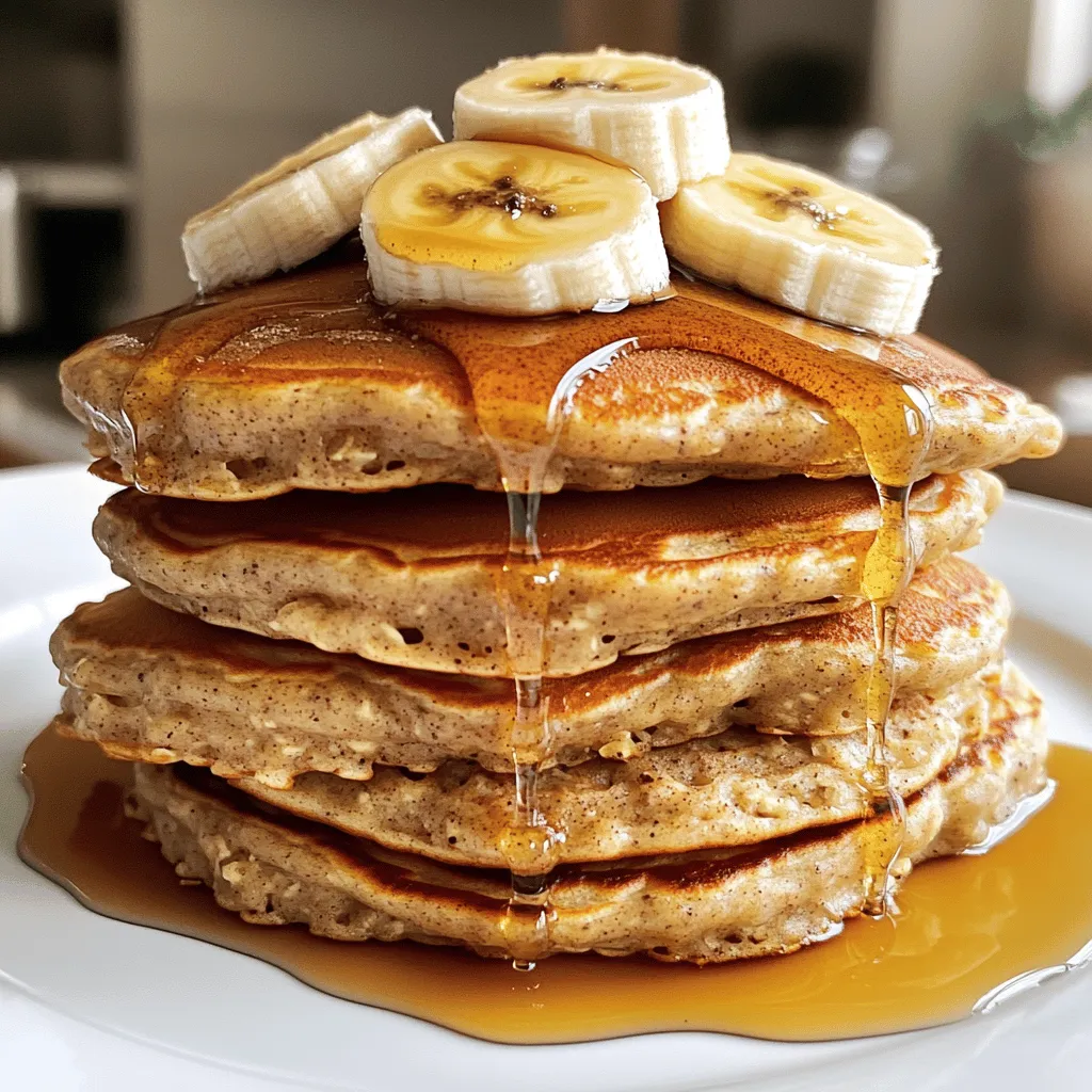 Um die perfekten Bananen-Hafer-Blender-Pfannkuchen zu machen, brauchst du folgende Zutaten: - 2 reife Bananen - 1 Tasse Haferflocken - 1 Tasse Mandelmilch (oder jede andere Milch nach Wahl) - 2 große Eier - 1 Teelöffel Backpulver - 1 Teelöffel Vanilleextrakt - 1/2 Teelöffel Zimt - Eine Prise Salz - Kokosöl oder Kochspray für die Pfanne Diese Zutaten machen den Teig schmackhaft und gesund. Die Bananen geben den Pfannkuchen Süße, während Haferflocken für die Textur sorgen. Du kannst die Pfannkuchen leicht anpassen. Hier sind einige Ideen: - Schokoladenstückchen für einen süßeren Geschmack - Nüsse für einen knusprigen Biss - Frische Früchte wie Beeren oder Äpfel Diese zusätzlichen Zutaten machen die Pfannkuchen noch interessanter und leckerer. Du kannst auch verschiedene Gewürze ausprobieren, wie Muskatnuss oder Ingwer. Achte darauf, reife Bananen zu wählen. Sie sollten braune Flecken haben, um süßer zu sein. Für die Haferflocken, wähle feine oder grobe, je nach Vorliebe. Mandelmilch ist eine tolle Option, aber jede andere Milch funktioniert auch gut. Für den Zimt, benutze frischen Zimt für mehr Geschmack. Hochwertige Zutaten machen einen großen Unterschied. Um die perfekten Bananen-Hafer-Blender-Pfannkuchen zu machen, beginne mit der Auswahl deiner Zutaten. Du brauchst zwei reife Bananen, eine Tasse Haferflocken, eine Tasse Mandelmilch, zwei große Eier, einen Teelöffel Backpulver, einen Teelöffel Vanilleextrakt, einen halben Teelöffel Zimt und eine Prise Salz. Die Bananen sollten gut gereift sein. So werden die Pfannkuchen süß und lecker. Gib nun alle Zutaten in deinen Mixer. Mixe sie auf hoher Stufe, bis die Mischung glatt wird. Achte darauf, dass der Teig dickflüssig genug ist, um seine Form zu halten. Wenn der Teig zu dünn ist, füge mehr Haferflocken hinzu. Wenn er zu dick ist, gib etwas mehr Milch dazu. Der richtige Teig ist der Schlüssel zu fluffigen Pfannkuchen. Heize eine beschichtete Pfanne bei mittlerer Hitze vor. Füge einen kleinen Löffel Kokosöl oder sprühe etwas Kochspray in die Pfanne. Wenn die Pfanne heiß ist, gieße etwa 1/4 Tasse des Teigs für jeden Pfannkuchen in die Pfanne. Lass ausreichend Platz zwischen den Pfannkuchen, da sie sich beim Braten ausdehnen. Brate sie 2-3 Minuten, bis sich Blasen bilden. Wende sie vorsichtig und brate sie weitere 1-2 Minuten bis sie goldbraun sind. Übertrage die fertigen Pfannkuchen auf einen Teller und halte sie warm. Serviere sie mit deinen Lieblingsbelägen wie Ahornsirup oder frischen Früchten. Ein häufiger Fehler ist, die Bananen nicht reif genug zu verwenden. Wähle immer gut gereifte Bananen. Sie sind süßer und geben mehr Geschmack. Ein anderer Fehler ist, den Teig zu lange zu mixen. Mixe nur, bis alles gut vermischt ist. Zu langes Mixen macht den Teig zäh. Die perfekte Konsistenz ist wichtig. Der Teig sollte dick und glatt sein. Wenn der Teig zu dick ist, füge etwas mehr Mandelmilch hinzu. Ist er zu dünn, gib etwas mehr Haferflocken dazu. Probiere den Teig vor dem Braten. So weißt du, ob die Konsistenz stimmt. Heize die Pfanne gut vor. Dies sorgt für gleichmäßiges Braten. Verwende einen kleinen Löffel Kokosöl oder Kochspray, um die Pfanne leicht zu fetten. Gieße den Teig in die Pfanne und achte auf genug Platz zwischen den Pfannkuchen. Brate sie bei mittlerer Hitze. So werden sie goldbraun und lecker. {{image_4}} Für eine vegane Version der Bananen-Hafer-Blender-Pfannkuchen lasse die Eier weg. Ersetze sie durch 1/4 Tasse Apfelmus oder ein Leinsamen-Ei. Um ein Leinsamen-Ei zu machen, mische einen Esslöffel gemahlenen Leinsamen mit drei Esslöffeln Wasser. Lass es ein paar Minuten stehen, bis es geliert. Dies gibt deinem Teig die nötige Bindung. Mix-Ins machen deine Pfannkuchen noch leckerer! Füge vor dem Braten eine halbe Tasse Schokoladenstückchen oder gehackte Nüsse hinzu. Du kannst auch Beeren oder Kokosraspeln verwenden. Experimentiere mit verschiedenen Zutaten, um deinen Lieblingsgeschmack zu finden. Die Präsentation ist wichtig! Staple die Pfannkuchen auf einem Teller. Garniere sie mit Bananenscheiben und einem Schuss Honig oder Ahornsirup. Ein Klecks Joghurt obenauf macht sie cremig und frisch. Du kannst auch eine Prise Zimt hinzufügen, um den Geschmack zu intensivieren. Um die Reste deiner Bananen-Hafer-Blender-Pfannkuchen gut zu lagern, schichte sie in einen luftdichten Behälter. Lege ein Stück Backpapier zwischen die Pfannkuchen, damit sie nicht zusammenkleben. So bleiben sie frisch und lecker. Bewahre den Behälter im Kühlschrank auf. Die Pfannkuchen halten sich dort bis zu drei Tage. Wenn du die Pfannkuchen wieder aufwärmen möchtest, gibt es einfache Wege. Du kannst sie in einer Pfanne bei niedriger Hitze erhitzen. Das macht sie schön warm und knusprig. Alternativ kannst du sie auch in der Mikrowelle aufwärmen. Lege sie auf einen Teller und decke sie mit einem feuchten Küchentuch ab. Dadurch bleiben sie saftig. Erhitze sie in 30-Sekunden-Intervallen, bis sie warm sind. Das Einfrieren der Pfannkuchen ist eine tolle Option für später. Lass die Pfannkuchen zuerst ganz abkühlen. Dann lege sie in einen luftdichten Behälter oder in einen Gefrierbeutel. Du kannst auch Backpapier zwischen die Pfannkuchen legen, damit sie nicht zusammenkleben. So bleiben sie bis zu zwei Monate haltbar. Wenn du bereit bist, sie zu essen, taue sie im Kühlschrank auf oder erwärme sie direkt aus dem Gefrierfach. Bananen-Hafer-Blender-Pfannkuchen haben etwa 100 Kalorien pro Pfannkuchen. Die genaue Zahl hängt von den Zutaten ab. Nutzt man beispielsweise mehr Öl oder Zucker, steigt die Kalorienzahl. Diese Pfannkuchen sind jedoch eine gesunde Wahl. Sie bieten Ballaststoffe, Vitamine und Mineralien durch die Bananen und Haferflocken. Ja, du kannst jede andere Milch verwenden. Kuhmilch, Sojamilch oder Hafermilch sind gute Alternativen. Der Geschmack ändert sich nur leicht. Jede Milch hat ihre eigenen Nährstoffe. Probiere, was dir am besten schmeckt. Das Rezept bleibt trotzdem lecker und einfach. Um die Pfannkuchen glutenfrei zu machen, tausche die Haferflocken gegen glutenfreie Haferflocken aus. Achte darauf, dass sie als glutenfrei gekennzeichnet sind. So vermeidest du Kontamination mit Gluten. Der Rest des Rezepts bleibt gleich. Du bekommst trotzdem fluffige und schmackhafte Pfannkuchen. In diesem Beitrag haben wir die besten Zutaten für Bananen-Hafer-Blender-Pfannkuchen besprochen. Wir haben eine Schritt-für-Schritt-Anleitung gegeben, um dir beim Zubereiten zu helfen. Zusätzlich haben wir Tipps zur Vermeidung häufiger Fehler und Variationen für jeden Geschmack behandelt. Vergiss nicht, deine Pfannkuchen richtig zu lagern, damit sie länger frisch bleiben. Mit diesen Tipps machst du jeden Morgen leckerere Pfannkuchen. Probiere es aus und genieße sie!