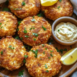 - 450 g Krabbenfleisch (Lump oder Backfin) - 125 ml Panko-Brösel (für extra Knusprigkeit) - 60 ml Mayonnaise Die Hauptzutaten sind wichtig für den Geschmack. Krabbenfleisch gibt den Krabbenkoteletts ihren einzigartigen Geschmack. Ich benutze Lump oder Backfin Krabbenfleisch, weil es zart und lecker ist. Panko-Brösel machen die Koteletts schön knusprig. Das gibt ihnen eine tolle Textur. Mayonnaise sorgt für Feuchtigkeit und hilft, alles zusammenzuhalten. - 30 ml Dijon-Senf - 15 ml Worcestershire-Sauce - 15 ml Cajun-Gewürzmischung - 5 g Knoblauchpulver Die Gewürze machen die Krabbenkoteletts besonders. Dijon-Senf fügt einen scharfen Geschmack hinzu. Worcestershire-Sauce bringt eine süße Note mit sich. Cajun-Gewürzmischung ist der Star! Sie bringt die richtige Würze und einen Hauch von Hitze. Knoblauchpulver rundet das Ganze ab. - 2 Frühlingszwiebeln, fein gehackt - 15 ml Zitronensaft - Pflanzenöl-Spray Zusätzliche Zutaten machen das Gericht frisch. Frühlingszwiebeln bringen eine leichte Zwiebelnote. Zitronensaft gibt einen spritzigen Kick. Wenn ich Pflanzenöl-Spray benutze, wird das Frittieren leichter. Es hilft, ein Ankleben im Airfryer zu verhindern. Diese Zutaten sind einfach, aber sie machen einen großen Unterschied! - In einer großen Rührschüssel kombinieren Sie: - 450 g Krabbenfleisch - 125 ml Panko-Brösel - 60 ml Mayonnaise - 1 Ei, verquirlt - 30 ml Dijon-Senf - 15 ml Worcestershire-Sauce - 2 fein gehackte Frühlingszwiebeln - 15 ml Cajun-Gewürzmischung - 5 g Knoblauchpulver - 5 ml Zitronensaft - Salz und Pfeffer nach Geschmack - Mischen Sie alles vorsichtig. Achten Sie darauf, das Krabbenfleisch nicht zu zerdrücken. Die Mischung sollte gut zusammenhalten, ohne matschig zu sein. - Nehmen Sie die Mischung und formen Sie kleine Patties. Achten Sie dabei auf eine Größe von etwa 5-7 cm im Durchmesser. - Sie sollten insgesamt etwa 8 Krabbenkoteletts erhalten. Dies ist perfekt für eine kleine Gruppe. - Heizen Sie den Airfryer auf 190°C vor. Lassen Sie ihn für etwa 5 Minuten laufen. - Besprühen Sie den Korb des Airfryers leicht mit Pflanzenöl-Spray. Dies verhindert, dass die Patties kleben bleiben. Jetzt sind Sie bereit, die Krabbenkoteletts zu garen! Um die perfekte Konsistenz der Krabbenkoteletts zu erreichen, ist es wichtig, das Krabbenfleisch nicht zu zerdrücken. Mische die Zutaten vorsichtig in einer großen Schüssel. Achte darauf, dass das Fleisch gut verteilt ist, aber nicht zerfällt. Um die Patties fest zu halten, forme sie mit sanften, gleichmäßigen Bewegungen. Verwende deine Hände, um kleine Patties von etwa 5-7 cm Durchmesser zu formen. Die richtige Garzeit ist der Schlüssel zu knusprigen Krabbenkoteletts. Stelle den Airfryer auf 190°C ein und gare die Patties für 10-12 Minuten. Überprüfe nach der Hälfte der Zeit den Gargrad. Wende die Patties vorsichtig, damit sie gleichmäßig bräunen. Sie sollten goldbraun und knusprig sein, wenn sie fertig sind. Die Präsentation macht einen großen Unterschied. Richte die Krabbenkoteletts auf einer schönen Platte an. Serviere sie mit einer Seite Remoulade oder Tartarsauce zum Dippen. Garniere sie mit gehackter Petersilie und Zitronenschnitzen für mehr Farbe. Dazu passt ein frischer Salat oder knuspriges Brot, um das Essen abzurunden. {{image_4}} Sie können Cajun Krabbenkoteletts mit gemischtem Gemüse aufpeppen. Fügen Sie Paprika, Zucchini oder Karotten hinzu. Diese Zutaten bringen Farbe und Geschmack. Mischen Sie sie einfach unter die Hauptzutaten. Verschiedene Gewürze machen Ihre Krabbenkoteletts einzigartig. Experimentieren Sie mit Paprika, Kreuzkümmel oder Cayennepfeffer. Ein wenig mehr Schärfe macht viel aus. Für eine glutenfreie Version verwenden Sie glutenfreie Panko-Brösel. Diese sind eine gute Wahl und machen die Krabbenkoteletts knusprig. Achten Sie darauf, dass alle anderen Zutaten ebenfalls glutenfrei sind. Kalorienarme Optionen sind ebenfalls möglich. Ersetzen Sie die Mayonnaise durch griechischen Joghurt. Das macht die Koteletts leichter, aber immer noch lecker. Sie können asiatische oder mexikanische Aromen hinzufügen. Für asiatische Krabbenkoteletts verwenden Sie Sojasauce und Ingwer. Das bringt einen interessanten Twist. Für mexikanische Aromen probieren Sie Limettensaft und Koriander. Diese Zutaten geben den Koteletts eine frische Note. Kreative Kombinationen machen das Kochen spannend. Versuchen Sie, was Ihnen am besten gefällt! - Kühlen der Krabbenkoteletts: Bewahre die Krabbenkoteletts in einem luftdichten Behälter auf. So bleiben sie frisch. Stelle sicher, dass sie vollständig abgekühlt sind, bevor du sie in den Kühlschrank legst. Sie bleiben so für bis zu drei Tage gut. - Vorbereitete Patties einfrieren: Wenn du die Patties im Voraus machen willst, forme sie und lege sie auf ein Backblech. Friere sie für etwa eine Stunde ein. Danach kannst du sie in einen Gefrierbeutel legen. So kannst du sie bis zu drei Monate aufbewahren. - Kühlschrank und Gefrierschrank: Im Kühlschrank halten die Krabbenkoteletts etwa drei Tage. Im Gefrierschrank sind sie bis zu drei Monate haltbar. Achte darauf, sie gut zu verpacken, damit sie keinen Gefrierbrand bekommen. - Beste Methoden für den Airfryer oder Ofen: Um die Krabbenkoteletts wieder aufzuheizen, benutze den Airfryer. Stelle ihn auf 180°C ein und erhitze die Koteletts für 5-7 Minuten. Du kannst auch den Ofen nutzen. Heize ihn auf 190°C vor und lege die Koteletts auf ein Backblech. Backe sie dort für 10-15 Minuten, bis sie heiß und knusprig sind. Krabbenkoteletts sind im Kühlschrank 3 bis 4 Tage haltbar. Lagern Sie sie in einem luftdichten Behälter. Für längere Frische frieren Sie die Patties ein. Im Gefrierschrank sind sie bis zu 3 Monate genießbar. Achten Sie darauf, sie gut zu verpacken, um Gefrierbrand zu vermeiden. Cajun Krabbenkoteletts harmonieren gut mit verschiedenen Beilagen. Einige beliebte Optionen sind: - Grüner Salat mit Vinaigrette - Knusprige Süßkartoffelpommes - Reis oder Quinoa - Remoulade oder Tartarsauce zum Dippen Diese Beilagen bringen zusätzliche Frische und Textur. Ja, frisches Krabbenfleisch ist eine tolle Wahl für Ihre Krabbenkoteletts. Es bietet einen reinen Geschmack und eine zarte Konsistenz. Achten Sie darauf, das Fleisch gut zu reinigen und von Schalen zu befreien. Konserviertes Krabbenfleisch ist auch praktisch, hat aber oft weniger Geschmack. Wählen Sie, was für Ihr Rezept am besten passt. In diesem Artikel haben wir uns mit dem Thema Krabbenkoteletts beschäftigt. Wir haben die wichtigsten Zutaten und Gewürze durchgegangen. Dann bin ich auf die Zubereitung, das Formen der Patties und die Air Fryer Tipps eingegangen. Auch Variationen und Aufbewahrung wurden besprochen. Denken Sie daran, diese köstlichen Patties nach Ihrem Geschmack anzupassen. Lassen Sie sich kreativ inspirieren und genießen Sie jedes Bissen!