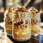 Für die Zimtschnecken Über Nacht Haferflocken brauchen Sie einige einfache Zutaten. Diese sorgen für den tollen Geschmack und die cremige Textur. Hier sind die Hauptzutaten: - 1 Tasse Haferflocken (grobe Sorte) - 1 Tasse Mandelmilch (oder Milch nach Wahl) - 1 Esslöffel Ahornsirup - 1 Teelöffel Vanilleextrakt - 1 Teelöffel gemahlener Zimt - 1/4 Teelöffel Muskatnuss - 2 Esslöffel griechischer Joghurt - 2 Esslöffel gehackte Pekannüsse oder Walnüsse - 1 Esslöffel Rosinen (optional) - Ein Spritzer Zuckerguss Die Wahl der Milch ist wichtig für den Geschmack. Sie können jede Milch verwenden, die Sie mögen. Hier sind einige Optionen: - Mandelmilch: Sie hat einen nussigen Geschmack. - Hafermilch: Sie ist süß und cremig. - Sojamilch: Sie hat einen hohen Proteingehalt. - Kuhmilch: Klassisch und leicht verfügbar. Die Nüsse und Trockenfrüchte geben den Haferflocken Biss und zusätzliche Nährstoffe. Sie können verschiedene Varianten wählen: - Pekannüsse: Sie sind weich und süß. - Walnüsse: Sie sind nussig und kräftig. - Rosinen: Sie fügen Süße hinzu. - Getrocknete Cranberries: Sie geben einen fruchtigen Kick. Wählen Sie, was Ihnen am besten schmeckt! Beginne mit einer Rührschüssel. Gib eine Tasse grobe Haferflocken hinein. Füge eine Tasse Mandelmilch oder die Milch deiner Wahl hinzu. Jetzt kommt ein Esslöffel Ahornsirup für die Süße. Dann füge einen Teelöffel Vanilleextrakt und einen Teelöffel gemahlenen Zimt hinzu. Ein bisschen Muskatnuss gibt einen tollen Geschmack. Rühre alles gut um, bis die Mischung gleichmäßig ist. Jetzt wird es cremig! Füge zwei Esslöffel griechischen Joghurt hinzu. Hebe ihn vorsichtig unter die Haferflocken-Mischung. Dadurch wird die Konsistenz schön weich. Jetzt kannst du zwei Esslöffel gehackte Pekannüsse oder Walnüsse hinzufügen. Wenn du magst, füge einen Esslöffel Rosinen hinzu. Rühre alles gut durch, damit sich die Zutaten gut verteilen. Gib die Mischung in Gläser oder Behälter mit Deckel. Verschließe sie gut. Stelle die Behälter über Nacht in den Kühlschrank. Das lässt die Haferflocken quellen. Am Morgen rühre die Haferflocken gut um. Wenn du möchtest, füge einen Spritzer Milch hinzu, um die Konsistenz anzupassen. Vor dem Servieren kannst du die Haferflocken mit Zuckerguss garnieren. Mische dazu Pulverzucker mit etwas Wasser, bis er flüssig ist. So wird dein Frühstück noch süßer! Um die beste Textur für deine Zimtschnecken Über Nacht Haferflocken zu erreichen, beachte einige Dinge. Verwende grobe Haferflocken. Diese bieten mehr Biss und bleiben nicht matschig. Achte darauf, die Mandelmilch gut zu messen. Zu viel Flüssigkeit macht die Mischung dünn. Mische alles gut, aber sei vorsichtig, wenn du den Joghurt hinzufügst. Zu viel Rühren kann die Cremigkeit verringern. Lass die Mischung über Nacht im Kühlschrank quellen. So werden die Haferflocken schön weich und nehmen die Aromen auf. Um deine Haferflocken aufregender zu gestalten, probiere verschiedene Zutaten. Füge zusätzliche Gewürze wie Ingwer oder Kardamom hinzu. Diese geben einen neuen, interessanten Geschmack. Du kannst auch mit verschiedenen Süßstoffen experimentieren. Honig oder Kokoszucker sind gute Alternativen. Wenn du Früchte magst, füge frische Äpfel oder Bananen hinzu. Diese geben Frische und eine süße Note. Versuche auch, verschiedene Nüsse zu verwenden. Mandeln oder Cashews können eine schöne Abwechslung bringen. Die Garnierung ist wichtig für das Aussehen und den Geschmack. Ein Spritzer Zuckerguss macht die Haferflocken süßer und ansprechender. Du kannst auch frische Beeren darauflegen. Himbeeren oder Blaubeeren bringen Farbe und Frische. Ein paar gehackte Nüsse als Topping geben zusätzlichen Crunch. Eine Prise Zimt oder Kakaopulver oben drauf sieht gut aus und schmeckt lecker. Denke daran, deine Haferflocken in klaren Gläsern zu servieren. So kannst du die schönen Schichten sehen und die Farben zeigen. {{image_4}} Um eine glutenfreie Version der Zimtschnecken Über Nacht Haferflocken zu machen, ersetzen Sie die Haferflocken. Verwenden Sie glutenfreie Haferflocken. Sie sind in vielen Geschäften erhältlich. Achten Sie darauf, dass alle anderen Zutaten ebenfalls glutenfrei sind. So genießen Sie leckere Haferflocken ohne Gluten. Für eine vegane Version tauschen Sie die Milch und den Joghurt aus. Verwenden Sie Pflanzendrink wie Hafer- oder Sojamilch. Statt griechischem Joghurt können Sie Kokosjoghurt oder eine andere vegane Option nutzen. Ahornsirup ist bereits vegan und macht die Mischung süß. Diese Anpassungen halten die Haferflocken rein pflanzlich. Um die Haferflocken interessanter zu machen, fügen Sie verschiedene Geschmäcker hinzu. Zum Beispiel können Sie Kakaopulver für schokoladige Haferflocken verwenden. Fügen Sie eine Banane oder Beeren hinzu, um fruchtige Akzente zu setzen. Auch ein Spritzer Vanille kann den Geschmack verbessern. Experimentieren Sie mit verschiedenen Zutaten, um Ihre perfekte Mischung zu finden. Du solltest die Zimtschnecken Über Nacht Haferflocken in einem luftdichten Behälter im Kühlschrank aufbewahren. So bleiben sie frisch und lecker. Stelle sicher, dass der Behälter gut verschlossen ist. Dadurch kommen keine unerwünschten Gerüche an die Haferflocken. Die Haferflocken sind im Kühlschrank bis zu fünf Tage haltbar. Nach dieser Zeit können sie ihre Frische verlieren. Achte darauf, dass du sie vor dem Essen gut umrührst. Manchmal setzen sich die Zutaten ab, was normal ist. Du kannst die Haferflocken auch einfrieren, wenn du sie länger aufbewahren möchtest. Fülle sie in geeignete Behälter oder Gefrierbeutel. Achte darauf, etwas Platz zu lassen, da sich die Mischung beim Gefrieren ausdehnt. So bleiben die Haferflocken bis zu drei Monate frisch. Zum Auftauen lege sie einfach über Nacht in den Kühlschrank oder erwärme sie kurz in der Mikrowelle. So hast du immer ein schnelles Frühstück bereit! Zimtschnecken Über Nacht Haferflocken halten sich gut im Kühlschrank. Sie können sie bis zu 5 Tage aufbewahren. Achten Sie darauf, die Behälter gut zu verschließen. So bleiben die Haferflocken frisch. Wenn sie länger stehen, können sie weicher werden, aber der Geschmack bleibt toll. Ja, du kannst andere Süßstoffe verwenden. Honig ist eine gute Wahl, wenn du es süßer magst. Auch Stevia oder Agavendicksaft funktionieren gut. Probiere einfach, was dir am besten schmeckt. Denke daran, die Menge anzupassen, denn einige Süßstoffe sind stärker. Um die Haferflocken proteinreicher zu machen, füge mehr griechischen Joghurt hinzu. Du kannst auch Proteinpulver unterrühren. Eine weitere Idee ist, Nüsse oder Samen zu verwenden. Mandeln oder Chiasamen sind lecker und gesund. Diese kleinen Änderungen machen einen großen Unterschied! Die Zimtschnecken über Nacht Haferflocken bieten viele Möglichkeiten. Wir haben die wichtigsten Zutaten besprochen, darunter Milchalternativen und nahrhafte Nüsse. Die Schritt-für-Schritt-Anleitung zeigt dir, wie du die Mischung zubereitest und servierst. Zudem haben wir praktische Tipps für die perfekte Konsistenz gegeben. Denk daran, dass du glutenfreie und vegane Varianten anpassen kannst. Schließlich ist die richtige Lagerung wichtig, um Frische zu erhalten. Experimentiere und finde deine Lieblingsversion dieser gesunden Frühstücksidee!