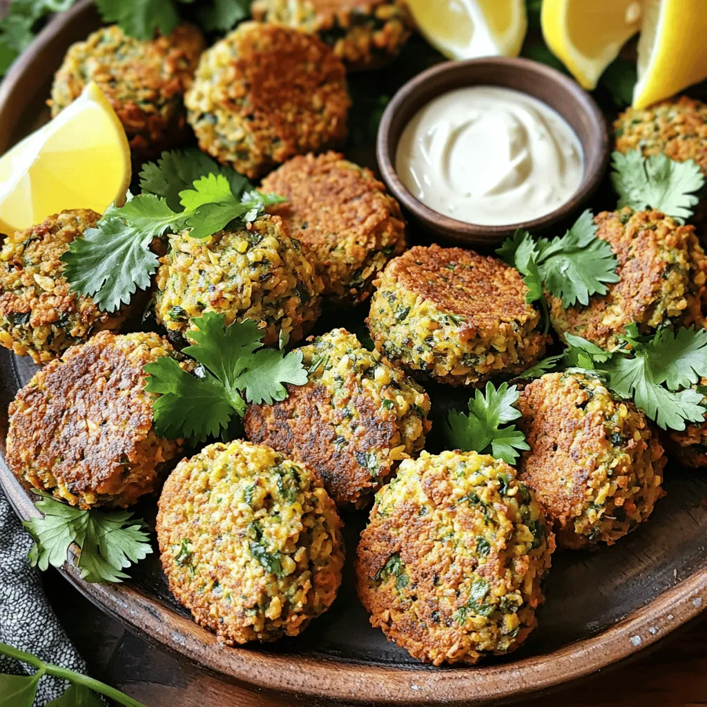 Für die Crispy Herb Falafel brauchen Sie diese Hauptzutaten: - 1 Dose (425 g) Kichererbsen, gut abgetropft und abgespült - 1 kleine Zwiebel, fein gehackt - 2 Knoblauchzehen, zerdrückt - 60 g frische Petersilie, grob gehackt - 60 g frischer Koriander, grob gehackt - 50 g Semmelbrösel Diese Zutaten bilden die Basis für Ihre Falafel. Kichererbsen geben Struktur. Zwiebel und Knoblauch fügen Geschmack hinzu. Kräuter bringen Frische. Die Gewürze und Kräuter machen das Gericht besonders: - 1 Teelöffel gemahlener Kreuzkümmel - 1 Teelöffel gemahlener Koriander - 1/2 Teelöffel Backpulver - 1/2 Teelöffel Salz - 1/4 Teelöffel schwarzer Pfeffer - 1 Esslöffel Olivenöl - 1 Esslöffel Zitronensaft Kreuzkümmel und Koriander bringen Tiefe. Backpulver sorgt für die richtige Konsistenz. Das Olivenöl und der Zitronensaft geben Geschmack und Frische. Für die Zubereitung brauchen Sie weitere Dinge, die Sie vielleicht schon zu Hause haben: - Eine Küchenmaschine - Eine Schüssel - Eine Heißluftfritteuse Die Küchenmaschine hilft, die Mischung gut zu pürieren. Die Schüssel ist wichtig, um die Zutaten zu vermengen. Die Heißluftfritteuse sorgt für die knusprige Textur der Falafel. Zuerst sammeln wir die Zutaten für unsere Crispy Herb Falafel. Du brauchst: - 1 Dose (425 g) Kichererbsen, gut abgetropft und abgespült - 1 kleine Zwiebel, fein gehackt - 2 Knoblauchzehen, zerdrückt - 60 g frische Petersilie, grob gehackt - 60 g frischer Koriander, grob gehackt - 1 Teelöffel gemahlener Kreuzkümmel - 1 Teelöffel gemahlener Koriander - 1/2 Teelöffel Backpulver - 1/2 Teelöffel Salz - 1/4 Teelöffel schwarzer Pfeffer - 1 Esslöffel Olivenöl - 1 Esslöffel Zitronensaft - 50 g Semmelbrösel Stelle sicher, dass alle Zutaten frisch sind. Frische Kräuter bringen viel Geschmack. Jetzt kommen wir zur Herstellung der Falafel-Mischung. Nimm eine Küchenmaschine und füge die abgetropften Kichererbsen, Zwiebel, Knoblauch, Petersilie, Koriander, Kreuzkümmel, gemahlenen Koriander, Backpulver, Salz und Pfeffer hinzu. Pulsieren, bis die Mischung grob aussieht, aber gut vermischt ist. Füge nun das Olivenöl und den Zitronensaft hinzu. Pulsieren, bis alles gut verbunden ist. Gib die Mischung in eine Schüssel. Heber die Semmelbrösel unter, bis die Masse gut zusammenhält. Ist sie zu feucht? Füge mehr Semmelbrösel hinzu, bis die Konsistenz stimmt. Heize die Heißluftfritteuse auf 190°C vor. Forme die Falafel-Mischung zu kleinen Bällchen oder Patties. Jeder sollte etwa 2,5 bis 4 cm groß sein. Legen die Falafel in den Korb der Heißluftfritteuse. Achte darauf, dass sie sich nicht berühren. Koche die Falafel für 10 bis 12 Minuten. Wende sie nach der Hälfte der Zeit. Sie sind fertig, wenn sie goldbraun und knusprig sind. Wiederhole diesen Schritt für die restlichen Falafel. Serviere sie warm, vielleicht mit Tahinisauce oder Tzatziki. So einfach ist es! Ein häufiges Problem ist die Konsistenz der Falafel. Wenn die Mischung zu nass ist, fallen die Bällchen auseinander. Achte darauf, die Kichererbsen gut abtropfen zu lassen. Pulsieren in der Küchenmaschine hilft, aber nicht zu lange. Die Mischung sollte grob bleiben. Um die perfekte Konsistenz zu erreichen, füge die Semmelbrösel schrittweise hinzu. Wenn die Mischung zusammenhält, ist sie bereit. Wenn sie zu feucht ist, gib mehr Semmelbrösel dazu. Du solltest die Bällchen leicht formen können, ohne dass sie zerfallen. Die Heißluftfritteuse auf 190°C vorheizen. Die Falafel sollten 10-12 Minuten garen. Wende sie nach der Hälfte der Zeit. So werden sie gleichmäßig goldbraun und knusprig. Achte darauf, dass die Falafel sich nicht berühren, um die Knusprigkeit zu maximieren. {{image_4}} Falafel sind bereits vegan, aber du kannst sie noch bunter machen. Versuche, mehr Gemüse hinzuzufügen. Karotten oder Zucchini passen gut. Diese geben Farbe und einen neuen Geschmack. Du kannst auch verschiedene Hülsenfrüchte verwenden. Statt Kichererbsen nimm rote Linsen. So erhältst du eine andere Textur und einen neuen Geschmack. Um die Aromen zu vertiefen, füge Gewürze hinzu. Zum Beispiel, eine Prise Paprika oder Cayennepfeffer gibt eine angenehme Schärfe. Du kannst auch getrocknete Kräuter wie Oregano oder Thymian verwenden. Diese bringen mehr Tiefe in die Falafel. Ein Spritzer Limettensaft kann die Frische erhöhen. Experimentiere mit den Mengen, um deinen perfekten Geschmack zu finden. Falafel schmecken toll in einem Wrap oder Pita-Brot. Füge frisches Gemüse und Salat hinzu. Das macht dein Gericht noch gesünder. Serviere die Falafel mit Tahinisauce oder Tzatziki. Diese Dips ergänzen den Geschmack perfekt. Du kannst auch einen bunten Salat als Beilage machen. Ein einfacher Joghurt-Dip passt ebenfalls gut dazu. Lass deiner Kreativität freien Lauf! Die Lagerung der Falafel ist einfach. Du solltest sie in einem luftdichten Behälter aufbewahren. Stelle sicher, dass die Falafel vollständig abgekühlt sind, bevor du sie lagerst. So bleiben sie knusprig. Sie sind im Kühlschrank bis zu drei Tage haltbar. Achte darauf, sie nicht in einer feuchten Umgebung zu lagern. Das Einfrieren von Falafel ist eine gute Möglichkeit, Reste zu nutzen. Platziere die kalten Falafel auf einem Teller. Stelle sicher, dass sie sich nicht berühren. Lasse sie etwa eine Stunde im Gefrierfach. So verhinderst du, dass sie zusammenkleben. Danach kannst du sie in einen gefrierfesten Beutel umfüllen. Gefroren halten sie bis zu drei Monate. Das Aufwärmen der Falafel ist ebenfalls einfach. Du kannst sie in der Heißluftfritteuse oder im Ofen aufwärmen. Stelle die Heißluftfritteuse auf 180°C ein. Erwärme die Falafel etwa 5 bis 7 Minuten, bis sie heiß sind. Im Ofen kannst du sie bei 200°C etwa 10 Minuten aufbacken. So werden sie wieder schön knusprig. Die Falafel brauchen etwa 10-12 Minuten in der Heißluftfritteuse. Ich empfehle, sie nach der Hälfte der Zeit zu wenden. So werden sie gleichmäßig goldbraun und knusprig. Die genaue Zeit kann je nach Gerät variieren, also behalte sie im Auge! Ja, du kannst die Falafel auch im Ofen machen. Heize den Ofen auf 200°C vor. Lege die Falafel auf ein Backblech und sprühe etwas Öl darüber. Backe sie 20-25 Minuten lang, bis sie knusprig sind. Die Textur wird etwas anders, aber sie schmecken immer noch großartig! Falafel schmecken besonders gut mit verschiedenen Dips. Hier sind meine Favoriten: - Tahinisauce - Tzatziki - Hummus - Joghurt-Dip mit Minze Du kannst die Dips nach deinem Geschmack anpassen und so neue Aromen entdecken. Viel Spaß beim Ausprobieren! Die Zubereitung von Crispy Herb Falafel ist einfach und macht Spaß. Wir haben die Hauptzutaten und die perfekten Gewürze besprochen. Auch die Schritt-für-Schritt-Anleitung hilft dir, tolle Falafel zu machen. Tipps und Tricks zeigen dir, wie du häufige Fehler vermeidest und die ideale Konsistenz erreichst. Variationen und Lagerung geben dir viele Ideen, um Falafel frisch zu halten. Nutze die FAQs für letzte Fragen. Falafel sind lecker, gesund und vielseitig. Jetzt kannst du in deiner Küche kreativ werden. Viel Spaß beim Ausprobieren!