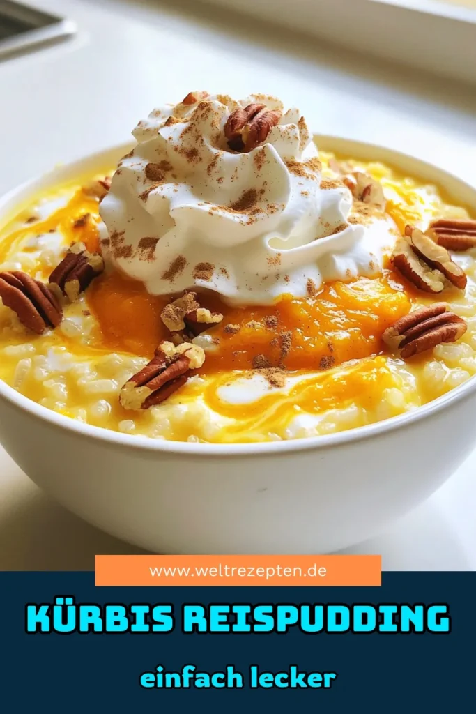 Entdecke das perfekte Rezept für Kürbisgewürz-Reispudding, das deinen Herbst verzaubern wird! Mit cremigem Arborio-Reis, zartem Kürbispüree und köstlichen Gewürzen ist dieser Pudding eine unwiderstehliche Nascherei. Ideal für festliche Anlässe oder gemütliche Abende. Klicke jetzt und lass dich inspirieren, diese leckere Süßigkeit selbst zuzubereiten! #KürbisgewürzReispudding #Herbstrezepte #Süßspeisen #Kürbisrezepte