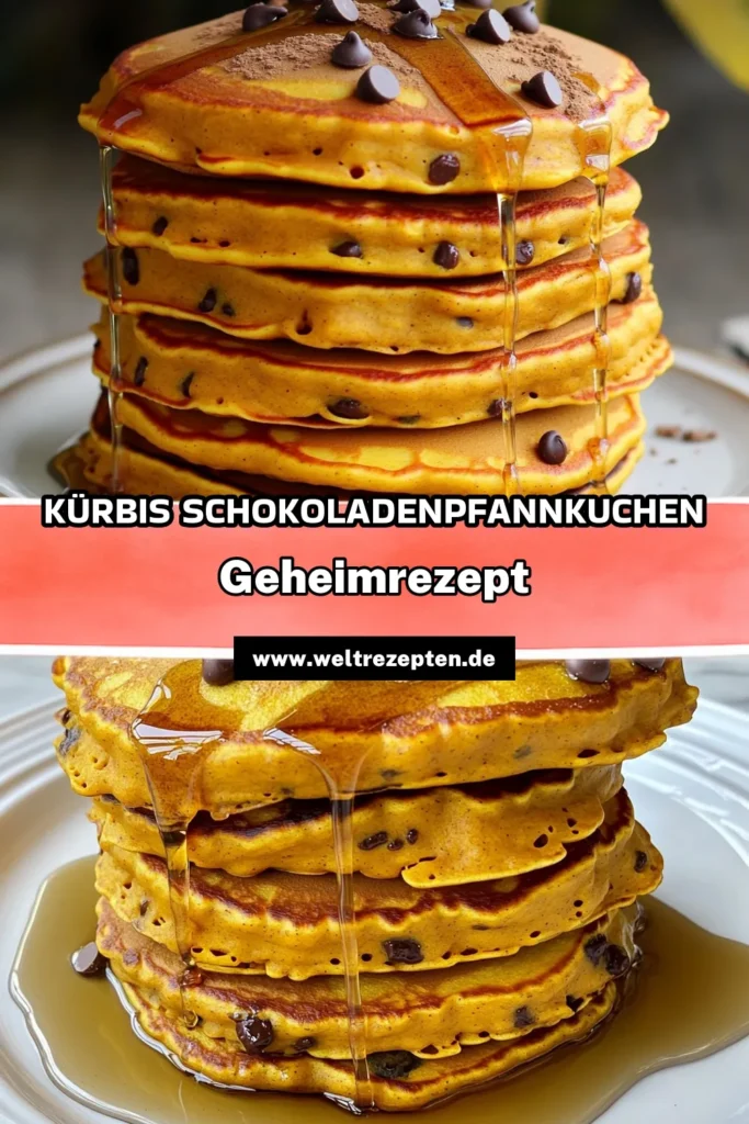 Entdecken Sie das perfekte Rezept für Kürbis Schokoladenstückchen Pfannkuchen, die Ihre Frühstücksrituale verwandeln! Diese fluffigen Pfannkuchen sind einfach zuzubereiten und kombinieren die herbstlichen Aromen von Kürbis mit schokoladigen Leckerbissen. Ideal für einen gemütlichen Morgen oder als besonderes Highlight für Gäste. Klicken Sie, um das vollständige Rezept zu erleben und mehr köstliche Ideen zu entdecken! #KürbisPfannkuchen #Frühstücksrezepte #Herbstküche #Schokoladenstückchen