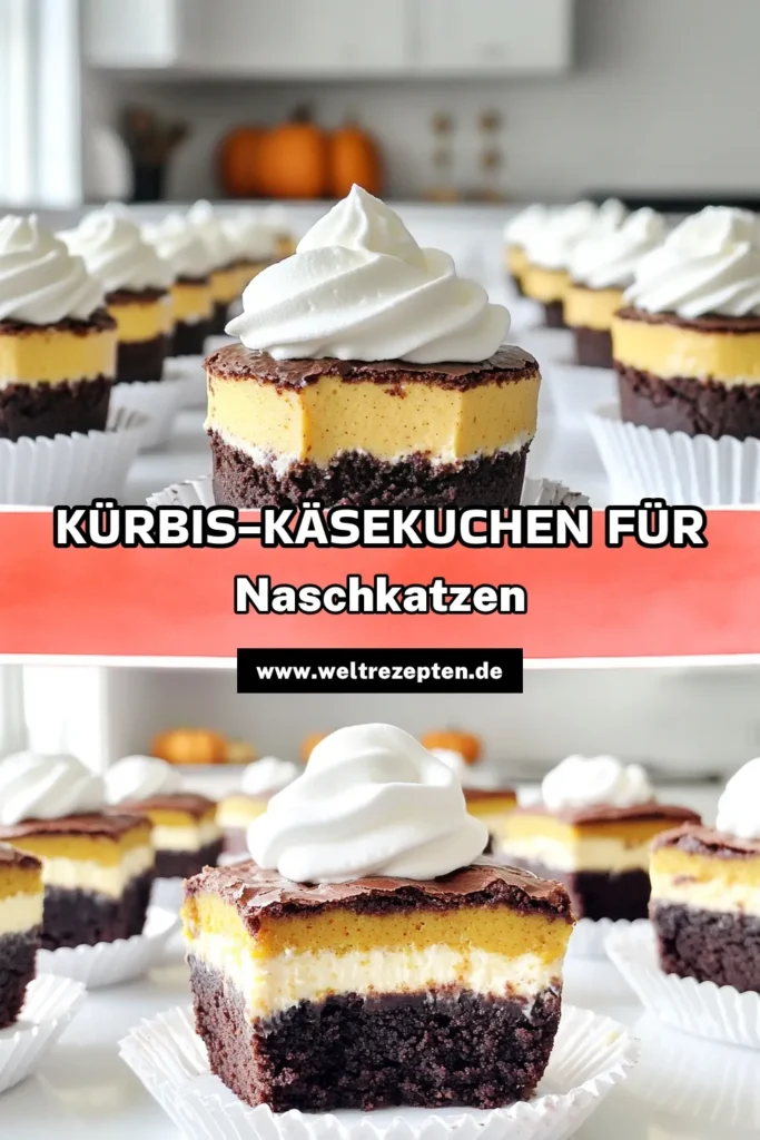 Entdecke das perfekte Dessert für den Herbst mit diesen unwiderstehlichen Kürbis-Käsekuchen-Brownie-Tassen! Diese köstlichen Tassen kombinieren einen schokoladigen Brownie-Boden mit einer cremigen Kürbis-Käsekuchen-Schicht – einfach himmlisch! Lass dich von diesem einfachen Rezept inspirieren und kreiere deine eigenen Leckerbissen zu Hause. Klick jetzt und sieh dir die vollständige Anleitung an! #KürbisKäsekuchen #Brownie #Tassen #Dessert