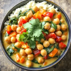- 2 Dosen (je 400 g) Kichererbsen, abgetropft und abgespült - 1 große Zwiebel, gewürfelt - 2 Karotten, in Scheiben geschnitten - 1 rote Paprika, gewürfelt - 1 Dose (400 g) gewürfelte Tomaten - 240 ml Gemüsebrühe - 1 Dose (400 ml) Kokosmilch - 2 Tassen frischer Spinat Die Kichererbsen sind die Hauptzutat. Sie geben dem Eintopf Eiweiß und einen nussigen Geschmack. Zwiebeln und Paprika bringen Süße und Frische. Karotten fügen schöne Farben und eine leichte Süße hinzu. Die gewürfelten Tomaten geben den Eintopf Saftigkeit. Kokosmilch macht das Gericht cremig und reichhaltig. Spinat bringt Vitamine und eine grüne Note. - 2 Esslöffel marokkanische Gewürzmischung - 1 Teelöffel Kurkuma - 1/2 Teelöffel Cayennepfeffer (optional) Die marokkanische Gewürzmischung ist das Herzstück des Geschmacks. Sie enthält Kreuzkümmel, Koriander, Zimt, Ingwer und Paprika. Diese Gewürze geben dem Eintopf seine besondere Note. Kurkuma fügt Farbe und einen leichten, erdigen Geschmack hinzu. Cayennepfeffer gibt die Möglichkeit, das Gericht schärfer zu machen. - Couscous oder Quinoa - Frische Kräuter zum Garnieren Couscous oder Quinoa sind perfekte Beilagen. Sie bieten eine gute Basis und nehmen die Aromen des Eintopfs auf. Frische Kräuter wie Koriander oder Petersilie machen das Gericht frisch und bunt. Sie bringen auch einen zusätzlichen Geschmacksschub. Gib die gewürfelte Zwiebel und den gehackten Knoblauch in den Slow Cooker. Diese Zutaten geben deinem Eintopf viel Geschmack. Sie bilden die Basis für das Gericht. Achte darauf, dass alles gleichmäßig verteilt ist. Jetzt ist es Zeit für das Gemüse. Füge die in Scheiben geschnittenen Karotten, die gewürfelte rote Paprika und die abgetropften Kichererbsen hinzu. Rühre gut um, damit sich alles vermischt. Diese bunte Mischung sorgt für Frische und Vitalität. Schließe den Deckel des Slow Cookers. Stelle die Kochzeit auf niedrig für 6-7 Stunden oder auf hoch für 4 Stunden ein. Die lange Garzeit macht die Aromen intensiv und köstlich. Du wirst es lieben, wie die Gewürze sich entfalten. Etwa 30 Minuten vor dem Servieren, rühre die Kokosmilch und den frischen Spinat in den Eintopf. Das fügt Cremigkeit und Farbe hinzu. Lass alles gut durchwärmen, damit der Spinat zusammenfällt. Rühre dann alles noch einmal um. - Würzen nach Geschmack: Probieren Sie den Eintopf während des Kochens. Fügen Sie mehr Salz oder Pfeffer hinzu, wenn nötig. So entfalten sich die Aromen besser. - Auswahl der besten Gewürze: Verwenden Sie frische Gewürze. Sie geben mehr Geschmack. Kaufen Sie Ihre Gewürze in kleinen Mengen, um die Frische zu erhalten. - Zusätzliche Gemüseoptionen: Fügen Sie Zucchini oder Süßkartoffeln hinzu. Diese Gemüse passen gut zu Kichererbsen und machen den Eintopf noch nahrhafter. - Verwendung von frischen Kräutern: Frischer Koriander oder Petersilie bringt Farbe und Geschmack. Fügen Sie die Kräuter kurz vor dem Servieren hinzu. - Präsentation des Gerichts: Servieren Sie den Eintopf in tiefen Schalen. Geben Sie einen Klecks frischen Spinat oben drauf. Das sieht appetitlich aus. - Beilagenempfehlungen: Couscous oder Quinoa passen perfekt. Sie nehmen die Flüssigkeit auf und machen das Gericht sättigender. Stellen Sie auch Zitronenstücke bereit. Sie geben einen frischen Geschmack. {{image_4}} Wenn du eine vegane Version des marokkanischen Kichererbseneintopfs machst, gibt es viele einfache Austausche. Du kannst die Kokosmilch durch Mandelmilch ersetzen. Das gibt einen anderen, aber leckeren Geschmack. Verwende auch Gemüsebrühe, die sicher vegan ist. Wenn du noch mehr Gemüse hinzufügen möchtest, probiere Zucchini oder Süßkartoffeln. Diese bringen zusätzliche Textur und Nährstoffe. Um den Geschmack zu ändern, kannst du verschiedene Gewürzkombinationen ausprobieren. Füge beispielsweise Fenchelsamen oder Kreuzkümmel hinzu. Das gibt deinem Eintopf eine neue Note. Du kannst auch andere Kräuter verwenden, wie frischen Thymian oder Rosmarin. Diese Kräuter ergänzen die marokkanischen Gewürze perfekt und bringen frische Aromen. Für eine nahrhafte Ergänzung kannst du Proteinquellen wie Tofu oder Hähnchen hinzufügen. Wenn du Tofu verwendest, schneide ihn in Würfel und brate ihn leicht an, bevor du ihn in den Slow Cooker gibst. Hähnchenbrust ist ebenfalls eine gute Wahl. Du kannst sie ganz hinzufügen und sie beim Kochen zart werden lassen. Beide Optionen machen dein Gericht reichhaltiger und sättigender. Um den Eintopf gut zu lagern, lassen Sie ihn zuerst abkühlen. Füllen Sie ihn in einen luftdichten Behälter. So bleibt er frisch. Sie können den Eintopf bis zu fünf Tage im Kühlschrank aufbewahren. Wenn Sie mehr Zeit haben, können Sie ihn auch einfrieren. Teilen Sie ihn in Portionen auf, bevor Sie ihn einfrieren. Um die Reste zu erwärmen, geben Sie den Eintopf in einen Topf. Erwärmen Sie ihn bei mittlerer Hitze. Rühren Sie regelmäßig um, damit er gleichmäßig warm wird. Sie können auch die Mikrowelle nutzen. Stellen Sie die Mikrowelle auf hohe Leistung und erwärmen Sie den Eintopf in kurzen Intervallen. Überprüfen Sie nach jeder Runde, ob er heiß genug ist. Die Haltbarkeit im Kühlschrank beträgt etwa fünf Tage. Im Gefrierschrank hält der Eintopf bis zu drei Monate. Achten Sie darauf, ihn gut zu verpacken. Beschriften Sie jeden Behälter mit dem Datum. So wissen Sie, wie lange er schon lagert. Wenn der Eintopf beim Auftauen komisch riecht oder die Farbe ändert, werfen Sie ihn weg. Sicherheit geht vor! Der Eintopf hält im Kühlschrank etwa fünf bis sieben Tage. Achte darauf, ihn in einem luftdichten Behälter zu lagern. So bleibt er frisch und lecker. Wenn du ihn länger aufbewahren willst, friere ihn ein. So kannst du ihn später genießen. Ja, du kannst den Eintopf im Voraus zubereiten. Koche ihn einfach und lasse ihn abkühlen. Dann bewahre ihn im Kühlschrank auf. Er schmeckt oft noch besser, wenn die Aromen Zeit hatten, sich zu verbinden. Du kannst auch andere Hülsenfrüchte verwenden. Linsen sind eine tolle Alternative. Sie brauchen weniger Zeit zum Kochen. Auch schwarze Bohnen passen gut in diesen Eintopf. So bleibt das Gericht gesund und lecker. Ja, dieses Rezept ist glutenfrei. Alle Zutaten sind frei von Gluten. Achte jedoch darauf, dass die Brühe und die Gewürze ebenfalls glutenfrei sind. Das macht den Eintopf für alle geeignet, die glutenfrei essen wollen. Dieser Blogpost hat alle wichtigen Zutaten und Schritte für deinen Eintopf erklärt. Wir haben die Hauptzutaten wie Kichererbsen, Gemüse und Kokosmilch betrachtet. Auch die Gewürze und Beilagen wurden erwähnt, um den Geschmack zu optimieren. Richte deinen Eintopf nach deinem Geschmack an und scheue dich nicht, kreativ zu sein. Denk daran, die Reste richtig zu lagern. So bleibt dein Gericht frisch. Viel Freude beim Ausprobieren und Genießen deiner eigenen Kreation!