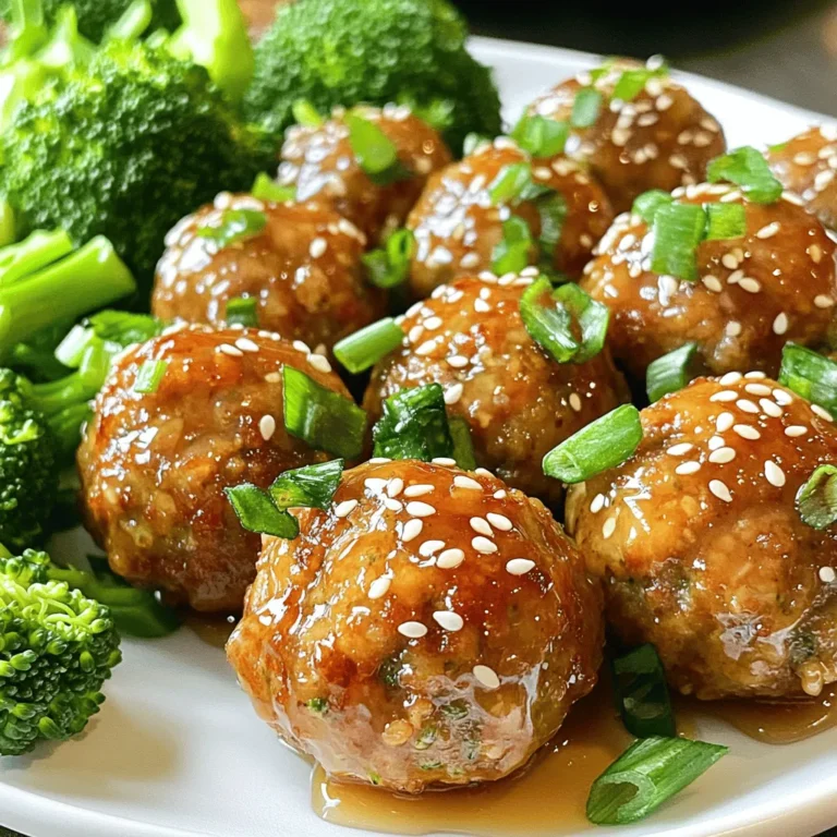Für die Fleischbällchen brauchst du: - 1 Tasse gekochte Quinoa - 1 Tasse schwarze Bohnen, abgetropft und gespült - 1 Tasse Semmelbrösel (glutenfrei, falls gewünscht) - 1/2 Tasse fein gehackte Zwiebel - 2 Knoblauchzehen, gehackt - 1 Teelöffel gemahlener Kreuzkümmel - 1 Teelöffel geräuchertes Paprikapulver - 1/2 Teelöffel Salz - 1/4 Teelöffel schwarzer Pfeffer - 2 Esslöffel frischer Koriander, gehackt (optional) Diese Zutaten geben den Fleischbällchen eine tolle Textur und Geschmack. Die Quinoa bringt eine nussige Note, während die schwarzen Bohnen für eine cremige Füllung sorgen. Für die leckere Glasur benötigst du: - 1/4 Tasse Honig - 1/4 Tasse Sojasauce - 1 Esslöffel Reisessig - 1 Esslöffel Sesamöl - 1 Esslöffel Maisstärke, gemischt mit 2 Esslöffeln Wasser (zum Andicken der Sauce) Diese Glasur vereint Süße und Würze. Der Honig harmoniert perfekt mit dem herzhaften Geschmack der Sojasauce. Wenn du eine vegane Version wünschst, ersetze den Honig durch Agavendicksaft oder Ahornsirup. Für glutenfreie Optionen wähle glutenfreie Semmelbrösel und Sojasauce. Diese Anpassungen machen das Rezept für alle zugänglich. Achte darauf, die Zutaten sorgfältig zu wählen, um die besten Ergebnisse zu erzielen. Zuerst heizt ihr den Ofen auf 200°C vor. Legt ein Backblech mit Backpapier aus. Dies hilft, die Fleischbällchen nicht anzuhaften. Dann nehmt eine große Rührschüssel. Darin zerdrückt ihr die schwarzen Bohnen mit einer Gabel. Ihr wollt eine cremige, aber stückige Masse. Das gibt den Fleischbällchen eine gute Textur. Jetzt mischt ihr die restlichen Zutaten in der Schüssel. Gebt die gekochte Quinoa, Semmelbrösel, Zwiebel und Knoblauch hinzu. Füge auch die Gewürze wie Kreuzkümmel und Paprikapulver hinzu. Vermischt alles gut, bis eine homogene Masse entsteht. Danach formt ihr kleine Bällchen von etwa 2,5 cm Durchmesser. Legt die Bällchen gleichmäßig auf das Backblech. Backt sie für 20 bis 25 Minuten. Wendet sie zur Hälfte der Zeit, damit sie gleichmäßig garen. Während die Fleischbällchen backen, bereitet ihr die Glasur vor. Nehmt einen kleinen Topf und gebt Honig, Sojasauce, Reisessig und Sesamöl hinein. Erhitzt die Mischung bei mittlerer Hitze, bis sie köchelt. Rührt dann die Maisstärkemischung ein. Kocht die Sauce für 2 bis 3 Minuten, bis sie dicker wird. Wenn die Fleischbällchen fertig sind, träufelt die Glasur über sie. Wendet die Bällchen, damit sie gut beschichtet sind. Gebt sie für weitere 5 Minuten in den Ofen. So wird die Glasur fest. Um die beste Konsistenz für die Fleischbällchen zu erhalten, achten Sie auf die Zutaten. Die gekochte Quinoa bringt die richtige Feuchtigkeit. Die schwarzen Bohnen sorgen für eine angenehme Textur. Zerdrücken Sie die Bohnen grob, damit noch Stücke übrig bleiben. So fühlen sich die Fleischbällchen nicht zu weich an. Die Glasur kann leicht angepasst werden. Statt Honig können Sie Agavendicksaft verwenden. Das gibt einen ähnlichen süßen Geschmack. Fügen Sie auch Chili-Pulver oder frische Ingwerstücke hinzu, um einen scharfen Kick zu geben. Experimentieren Sie mit verschiedenen Kräutern. Frischer Koriander oder Petersilie können der Glasur eine neue Note verleihen. Backen Sie die Fleischbällchen bei 200°C. Dies sorgt für eine schöne goldbraune Farbe. Die Backzeit beträgt 20-25 Minuten. Wenden Sie die Bällchen nach der Hälfte der Zeit. So werden sie gleichmäßig knusprig. Zum Schluss die Bällchen für 5 Minuten mit der Glasur in den Ofen geben. Das macht sie extra lecker und fest. {{image_4}} Für diese fleischlosen Bällchen kann man verschiedene Pflanzenproteine nutzen. Anstelle von schwarzen Bohnen eignen sich Kichererbsen gut. Sie geben den Bällchen einen neuen Geschmack. Auch rote Linsen können eine tolle Basis bieten. Sie sind nährstoffreich und haben eine feine Textur. Eine Mischung aus Quinoa und Tofu ist ebenfalls möglich. Tofu macht die Bällchen weich und saftig. Quinoa sorgt für einen tollen Biss. Experimentiere mit diesen Optionen, um deine eigenen Lieblingsversionen zu finden. Die Gewürze sind wichtig für den Geschmack deiner Bällchen. Neben Kreuzkümmel und geräuchertem Paprika kannst du auch andere Gewürze verwenden. Zum Beispiel passen italienische Kräuter wie Oregano gut dazu. Sie bringen einen frischen und herzhaften Geschmack. Du kannst auch ein wenig Chili hinzufügen, um etwas Schärfe zu erzeugen. Das gibt den Bällchen einen interessanten Kick. Probiere verschiedene Kombinationen aus, um deinen persönlichen Geschmack zu treffen. Die Honig-Knoblauch-Glasur ist süß und lecker. Aber wenn du eine vegane Option suchst, kannst du Agavendicksaft verwenden. Er hat einen ähnlichen Geschmack und funktioniert gut in der Glasur. Kokosblütenzucker ist eine weitere gute Wahl. Er gibt der Glasur eine tiefe, karamellige Note. Wenn du es noch gesünder willst, kannst du auch Dattelsirup ausprobieren. Dieser hat einen volleren Geschmack und ist sehr nährstoffreich. Um die restlichen Fleischbällchen frisch zu halten, lege sie in einen luftdichten Behälter. Stelle sicher, dass sie gut abgekühlt sind, bevor du sie lagerst. So bleiben sie mehrere Tage im Kühlschrank haltbar. Wenn du sie länger aufbewahren möchtest, friere sie ein. Das hilft, die Aromen und die Textur zu bewahren. Die Honig-Knoblauch-Glasur kannst du in einem kleinen, sauberen Glas aufbewahren. Lasse die Glasur vollständig abkühlen, bevor du sie ins Glas füllst. Im Kühlschrank hält sie sich gut für bis zu einer Woche. Du kannst die Glasur auch erwärmen, bevor du sie über die Fleischbällchen gibst. Das macht sie wieder schön flüssig und aromatisch. Wenn du die Fleischbällchen einfrierst, lege sie auf ein Backblech, bis sie fest sind. Danach kannst du sie in einen Behälter oder einen Gefrierbeutel umfüllen. Dies verhindert, dass sie zusammenkleben. Zum Aufwärmen nimm die Fleischbällchen aus dem Gefrierfach und lasse sie im Kühlschrank auftauen. Du kannst sie dann im Ofen oder in der Mikrowelle erhitzen. So bleiben sie saftig und lecker. Sie können die Fleischbällchen bis zu 4 Tage im Kühlschrank aufbewahren. Legen Sie sie in einen luftdichten Behälter. Wenn Sie sie länger aufbewahren möchten, frieren Sie sie ein. So bleiben sie bis zu 3 Monate frisch. Denken Sie daran, sie vor dem Servieren gut aufzutauen. Ja, die Fleischbällchen können auch auf dem Grill zubereitet werden. Formen Sie die Bällchen und legen Sie sie auf einen Grillrost. Achten Sie darauf, sie regelmäßig zu wenden. Grillen Sie sie bei mittlerer Hitze für etwa 10-15 Minuten. So erhalten sie einen tollen Rauchgeschmack. Die besten Beilagen sind gedämpfter Brokkoli oder ein frischer Salat. Auch Reis passt gut dazu. Eine Quinoa-Beilage ergänzt die Aromen perfekt. Sie können die Fleischbällchen auch in einer Wrap oder einem Sandwich servieren. Experimentieren Sie mit verschiedenen Beilagen für zusätzlichen Genuss! In diesem Artikel haben wir die besten Zutaten für köstliche Fleischbällchen und ihre Glasur besprochen. Ich habe die Schritt-für-Schritt-Anleitung zur Zubereitung erklärt, und hilfreiche Tipps gegeben. Variationen und Lagerhinweise helfen dir, das Gericht nach deinen Wünschen zu gestalten. Generell sind diese Fleischbällchen einfach zuzubereiten und lassen sich gut anpassen. Experimentiere mit den Zutaten und finde deine Lieblingsversion. Kochen soll Spaß machen!