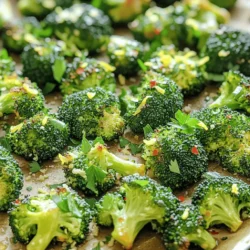 Für diesen köstlichen Salat brauchst du: - 1 großer Kopf Brokkoli, in Röschen zerteilt - 3 Esslöffel Olivenöl - 4 Knoblauchzehen, fein gehackt - Abgeriebene Schale und Saft von 1 großer Zitrone - 1 Teelöffel rote Pfefferflocken - Salz und Pfeffer nach Geschmack - Geriebener Parmesan, zum Servieren (optional) - Frische Petersilie, gehackt, zum Garnieren Diese frischen Zutaten machen das Gericht einfach lecker und gesund. Um diese leckere Beilage zuzubereiten, brauchst du einige einfache Küchenwerkzeuge: - Eine große Rührschüssel - Ein Backblech - Ein scharfes Messer - Ein Schneidebrett - Ein Löffel zum Mischen Mit diesen Werkzeugen bereitest du das Gericht schnell zu. Achte beim Kauf von Brokkoli auf folgende Punkte: - Wähle Röschen, die fest und grün sind. - Vermeide gelbe oder verwelkte Röschen. - Der Stiel sollte fest und nicht holzig sein. - Frischer Brokkoli hat einen knackigen Geruch. Mit frischem Brokkoli wird das Gericht besonders schmackhaft. Heize deinen Ofen auf 220°C (425°F) vor. Diese hohe Temperatur hilft, den Brokkoli knusprig zu machen. Während der Ofen aufheizt, bereite die Zutaten vor. Nimm einen großen Kopf Brokkoli und zerteile ihn in kleine Röschen. Dabei ist es wichtig, gleichmäßige Stücke zu schneiden. So garen sie gleichmäßig. Nimm eine große Rührschüssel. Gib die Brokkoliröschen hinein und füge 3 Esslöffel Olivenöl hinzu. Dann kommen 4 fein gehackte Knoblauchzehen sowie die abgeriebene Schale und der Saft von einer großen Zitrone dazu. Das bringt viel Geschmack! Streue 1 Teelöffel rote Pfefferflocken sowie Salz und Pfeffer nach Geschmack in die Schüssel. Vermenge alles gut, sodass der Brokkoli gleichmäßig mit der Marinade bedeckt ist. Verteile die Brokkolimischung gleichmäßig auf einem Backblech. Achte darauf, dass die Röschen nicht übereinander liegen. Röste den Brokkoli im Ofen für 20-25 Minuten. Nach etwa der Hälfte der Zeit, wende den Brokkoli. So wird er von allen Seiten schön knusprig. Wenn er zart und an den Rändern knusprig ist, ist er fertig. Lass den Brokkoli nach dem Rösten ein paar Minuten abkühlen, bevor du ihn servierst. Um Brokkoli perfekt zu rösten, achte auf die Ofentemperatur. Stelle den Ofen auf 220°C ein. Diese hohe Hitze sorgt für eine schöne Röstung. Lege die Brokkoliröschen in einer einzigen Schicht auf das Backblech. So wird der Brokkoli gleichmäßig knusprig. Wende den Brokkoli nach der Hälfte der Röstzeit. Dadurch erhält er eine goldbraune Farbe und ein tolles Aroma. Du kannst die Gewürze leicht anpassen. Magst du es schärfer? Füge mehr rote Pfefferflocken hinzu. Wenn du es milder magst, lass die Pfefferflocken weg. Zitronensaft und -schale geben dem Brokkoli Frische. Experimentiere auch mit mehr Knoblauch für einen intensiveren Geschmack. Probiere, verschiedene Kräuter hinzuzufügen. Thymian oder Oregano passen gut zu diesem Gericht. Wenn du keinen Parmesan magst, gibt es Alternativen. Nutze Hefeflocken für einen käsigen Geschmack ohne Milchprodukte. Du kannst auch Feta oder Ziegenkäse verwenden. Frische Kräuter wie Basilikum oder Schnittlauch geben einen neuen Twist. Wenn du gerne experimentierst, probiere Nüsse oder Samen. Diese geben dem Gericht eine knusprige Note und extra Nährstoffe. {{image_4}} Du kannst Zitronen-Knoblauch-Röstbrokkoli leicht mit anderen Gemüsesorten kombinieren. Probiere Blumenkohl oder Karotten. Diese Gemüsesorten röstest du ähnlich wie Brokkoli. Achte darauf, die Garzeit anzupassen. Dünnere Gemüsestücke brauchen weniger Zeit. So hast du eine bunte und gesunde Mischung auf dem Tisch. Wenn du vegane oder glutenfreie Optionen benötigst, ist das einfach. Lass den Parmesan weg, um die vegane Version zu machen. Du kannst auch Hefeflocken verwenden, um einen käsigen Geschmack zu erzielen. Für glutenfreie Varianten achte darauf, glutenfreies Olivenöl zu wählen. So bleibt dein Gericht lecker und für alle geeignet. Experimentiere mit frischen Kräutern und Gewürzen, um neue Geschmäcker zu entdecken. Rosmarin und Thymian passen gut zu diesem Gericht. Für etwas mehr Schärfe füge Kreuzkümmel oder Paprika hinzu. Sei kreativ! Jeder Bissen wird so zu einem neuen Erlebnis. Wenn du etwas Brokkoli übrig hast, lagere ihn in einem luftdichten Behälter. Kühl und dunkel ist der beste Ort. So bleibt der Geschmack frisch. Du kannst ihn auch in Alufolie wickeln. Achte darauf, dass die Röschen nicht zerdrückt werden. Um den Brokkoli wieder aufzuwärmen, nutze den Ofen oder die Mikrowelle. Im Ofen bleibt die Knusprigkeit erhalten. Heize ihn auf 180°C und röste ihn für etwa 5-10 Minuten. In der Mikrowelle kannst du ihn in 1-Minuten-Intervallen erhitzen. Achte darauf, ihn nicht zu überhitzen, damit er nicht matschig wird. Im Kühlschrank hält sich der übrig gebliebene Brokkoli bis zu 3 Tage. Wenn du ihn länger aufbewahren möchtest, friere ihn ein. Blanchiere die Röschen zuerst für 2-3 Minuten in kochendem Wasser. Schrecke sie dann in Eiswasser ab. Danach kannst du sie in einem Gefrierbeutel lagern. So bleibt der Brokkoli bis zu 3 Monate frisch. Es dauert etwa 20 bis 25 Minuten, um Brokkoli im Ofen zu rösten. Du solltest den Ofen auf 220°C vorheizen. Die Röschen sind fertig, wenn sie zart und leicht knusprig sind. Wende den Brokkoli nach 10 bis 12 Minuten, um eine gleichmäßige Röstung zu erzielen. So bekommst du einen tollen Geschmack und eine schöne Farbe. Ja, gefrorener Brokkoli kann verwendet werden. Achte darauf, ihn zuerst aufzutauen und gut abzutropfen. Gefrorener Brokkoli braucht oft etwas länger im Ofen. Prüfe die Röstzeit und passe sie an, bis der Brokkoli zart ist. Achte darauf, dass er nicht wässrig wird, damit er gut röstet. Zitronen-Knoblauch-Röstbrokkoli passt hervorragend zu vielen Gerichten. Du kannst ihn als Beilage zu Hähnchen, Rindfleisch oder Fisch servieren. Er schmeckt auch toll zu Quinoa oder Reis. Ein frischer Salat rundet das Gericht ab. Probiere auch, ihn als Snack mit Dip zu genießen! Zitronen-Knoblauch-Röstbrokkoli ist einfach und lecker. Wir haben die besten Zutaten, Werkzeuge und Tipps besprochen. Sie erfahren, wie man brokkoli richtig röstet und welche Variationen es gibt. Die Lagerung und das Wiedererwärmen sind ebenfalls einfach. Experimentieren Sie mit Aromen und Beilagen. Gesunde Ernährung kann Spaß machen. Genussvolles Kochen ist möglich!