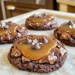 Um die köstlichen gesalzenen Karamell-Brownie-Kekse zu machen, benötigen Sie: - 240 g ungesalzene Butter, geschmolzen - 200 g brauner Zucker, fest gepackt - 100 g Kristallzucker - 2 große Eier - 2 Teelöffel Vanilleextrakt - 130 g Weizenmehl - 50 g ungesüßtes Kakaopulver - 1/2 Teelöffel Backpulver - 1/2 Teelöffel Salz - 170 g halbbitterschokolade Schokoladenstückchen - 120 ml Karamellsauce (aus dem Laden oder selbstgemacht) - Meersalzflocken zum Bestreuen Diese Zutaten sorgen für einen perfekten Keks. Die Mischung aus Schokolade und Karamell ist einfach unwiderstehlich. Wenn Sie spezielle Diäten einhalten, können Sie einige Zutaten anpassen: - Verwenden Sie Kokosöl anstelle von Butter für eine milchfreie Option. - Ersetzen Sie den braunen Zucker durch Kokoszucker für weniger raffinierten Zucker. - Glutenfreies Mehl kann Weizenmehl ersetzen, um die Kekse glutenfrei zu machen. - Nutzen Sie vegane Schokoladenstückchen für eine vegane Variante. Diese Alternativen machen das Rezept flexibler. Die Auswahl der Zutaten ist wichtig. Hochwertige Zutaten verbessern den Geschmack. Achten Sie auf: - Frische Eier: Sie sorgen für eine bessere Textur. - Hochwertige Schokolade: Halbbitterschokolade hat einen reichen Geschmack. - Frisches Karamell: Selbstgemacht ist oft besser, aber auch gekaufte können gut sein. Gute Zutaten machen den Unterschied. Kaufen Sie nach Möglichkeit lokal und nachhaltig. Heize deinen Ofen auf 175 °C vor. Lege Backbleche mit Backpapier aus. Das sorgt dafür, dass die Kekse nicht kleben bleiben. Ein gut vorbereiteter Ofen ist der erste Schritt zu perfekten Keksen. Nimm eine große Rührschüssel. Gib die geschmolzene Butter hinein. Füge den braunen Zucker und den Kristallzucker hinzu. Rühre alles gut um, bis die Mischung glatt ist. Danach kommen die Eier hinzu. Schlage sie einzeln unter die Butter-Zucker-Mischung. Zum Schluss gib den Vanilleextrakt dazu. Mixe erneut. Deine feuchten Zutaten sind jetzt bereit. Nehme eine separate Schüssel. Siebe das Weizenmehl, das Kakaopulver, das Backpulver und das Salz hinein. Das Sieben sorgt für eine gleichmäßige Textur. Mische die trockenen Zutaten dann langsam unter die feuchten. Rühre nur, bis ein Teig entsteht. Übermixe ihn nicht, sonst werden die Kekse zäh. Stelle den Teig für etwa 30 Minuten in den Kühlschrank. Das macht den Teig fester und leichter zu verarbeiten. Nach dem Kühlen nimm einen Eisportionierer. Setze gleichmäßige Portionen des Teigs auf die Backbleche. Lass zwischen den Portionen etwa 5 cm Platz. Mach mit deinem Daumen eine kleine Vertiefung in die Mitte jedes Kekses. Fülle einen Teelöffel Karamellsauce hinein. Backe die Kekse für 10 bis 12 Minuten. Die Ränder sollten fest sein, die Mitte bleibt weich. Nach dem Backen bestreue die Kekse sofort mit Meersalzflocken. Lass sie 5 Minuten auf dem Blech abkühlen, bevor du sie auf ein Kuchengitter legst. Um die perfekten gesalzenen Karamell-Brownie-Kekse zu backen, gibt es ein paar Tipps. - Verwende frische Zutaten. Das macht einen großen Unterschied. - Achte auf die Temperatur der Butter. Sie sollte geschmolzen, aber nicht zu heiß sein. - Kühle den Teig. Das hilft den Keksen, ihre Form zu behalten. - Mache eine Vertiefung für die Karamellsauce. So läuft die Sauce nicht über. Einige Fehler können dein Ergebnis ruinieren. Hier sind häufige Probleme und ihre Lösungen. - Zu viel Mehl verwenden. Das macht die Kekse trocken. Messen ist wichtig. - Teig nicht kühlen. Das führt zu flachen Keksen. Plane Zeit zum Kühlen ein. - Übermixen der Teigmasse. Das kann die Kekse hart machen. Mische nur bis alles vermengt ist. Jeder Ofen ist anders. Hier sind Tipps zur Anpassung der Backzeit. - Prüfe die Kekse nach 10 Minuten. Sie sollten fest sein, aber die Mitte weich. - Bei einem älteren Ofen kann die Zeit länger sein. Stelle den Timer auf 12 Minuten ein. - Nutze ein Ofenthermometer. So kannst du sicherstellen, dass die Temperatur stimmt. {{image_4}} Ich liebe es, mit verschiedenen Zutaten zu experimentieren. Nüsse sind eine tolle Ergänzung. Walnüsse oder Pekannüsse passen perfekt zu den Karamell-Brownie-Keksen. Sie bringen einen schönen Crunch. Einfach 100 g grob gehackte Nüsse in den Teig mischen, bevor Sie die Schokoladenstückchen hinzufügen. Falls Sie andere Zutaten ausprobieren möchten, denken Sie an getrocknete Früchte. Ein bisschen getrocknete Kirschen oder Cranberries gibt einen fruchtigen Kick. Diese können auch die Süße ausgleichen. Die Wahl der Karamellsauce kann den Geschmack stark verändern. Eine salzige Karamellsauce gibt einen tollen Kontrast zu den süßen Keksen. Sie können auch eine schokoladige Karamellsauce nutzen. Diese passt gut zu den Schokoladenstückchen. Für einen fruchtigen Geschmack verwenden Sie eine Apfel-Karamellsauce. Das bringt eine frische Note. Egal, welche Sauce Sie wählen, der Karamell sollte dickflüssig sein, damit er beim Backen nicht ausläuft. Gesunde Alternativen sind eine gute Idee, wenn Sie bewusster essen möchten. Anstelle von Butter können Sie Kokosöl verwenden. Es gibt einen leichten Geschmack, den ich mag. Für eine glutenfreie Option ersetzen Sie das Weizenmehl mit Mandelmehl oder einem glutenfreien Mehlmix. Zucker können Sie durch Honig oder Ahornsirup ersetzen. Beachten Sie, dass dies die Teigkonsistenz leicht verändert. Für weniger Kalorien verwenden Sie einen Zuckeraustauschstoff. Das kann den Genuss der Kekse erhöhen, ohne die Gesundheit zu beeinträchtigen. Um die gesalzenen Karamell-Brownie-Kekse frisch zu halten, lagere sie in einem luftdichten Behälter. Papierhandtücher im Behälter helfen, die Feuchtigkeit zu regulieren. So bleiben die Kekse weich und lecker. Stelle sicher, dass der Behälter an einem kühlen, trockenen Ort steht. Vermeide direkte Sonneneinstrahlung. Die Kekse halten sich bei richtiger Lagerung bis zu einer Woche. Wenn du sie länger aufbewahren möchtest, friere die Kekse ein. Lege sie in einen gefrierfesten Behälter oder in Gefrierbeutel. Sie bleiben so bis zu drei Monate frisch. Zum Auftauen, lasse sie einfach bei Raumtemperatur stehen. Um die Kekse wieder warm und weich zu machen, lege sie für etwa 10 Sekunden in die Mikrowelle. Alternativ kannst du sie bei 175 °C für 5 Minuten im Ofen aufwärmen. So bekommst du den frisch gebackenen Geschmack zurück. Achte darauf, die Kekse nicht zu lange zu erhitzen. Um trockene Kekse zu vermeiden, achte auf die Backzeit. Backe die Kekse nur, bis die Ränder fest sind. Die Mitte sollte weich bleiben. Kühle den Teig vor dem Backen, damit die Kekse nicht auseinanderlaufen. Verwende auch frische Zutaten. Zu alte Eier oder Mehl können die Textur beeinträchtigen. Die besten Karamellsaucen findest du im Supermarkt oder online. Achte auf die Zutatenliste. Eine gute Sauce hat keine künstlichen Aromen. Ich empfehle, selbstgemachte Karamellsauce zu probieren. Sie ist einfach und frisch. Du kannst auch lokale Feinkostläden besuchen. Diese führen oft hochwertige Karamellsaucen. Ja, du kannst den Teig im Voraus zubereiten. Kühle den Teig für bis zu zwei Tage im Kühlschrank. Verpacke ihn gut in Plastikfolie oder in einem luftdichten Behälter. Du kannst den Teig auch einfrieren. Forme kleine Portionen und lege sie in einen Gefrierbeutel. So hast du schnell Kekse bereit. Achte darauf, den Ofen vorher gut vorzuheizen. Dies sorgt für gleichmäßiges Backen. Verwende Backpapier, um ein Ankleben zu verhindern. Lass genug Platz zwischen den Keksen auf dem Blech. Dies verhindert, dass sie beim Backen zusammenkleben. Kontrolliere die Kekse regelmäßig, um die perfekte Konsistenz zu erreichen. In diesem Artikel haben wir alle wichtigen Schritte für perfekte Kekse behandelt. Wir haben die Zutaten, das Backen sowie Tipps und Variationen besprochen. Hochwertige Zutaten sind entscheidend für den Geschmack. Den Ofen richtig vorzuheizen macht einen großen Unterschied. Vermeide Fehler und habe Geduld beim Backen. Denke daran, Kekse richtig zu lagern, damit sie frisch bleiben. Mit diesen Tipps kannst du ganz besondere Kekse kreieren, die alle lieben werden. Viel Spaß beim Backen!