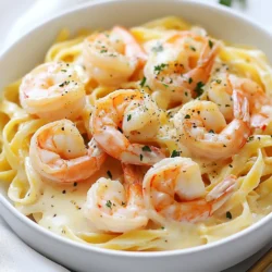 - 225 g Fettuccine-Nudeln - 450 g große Garnelen, geschält und entdarmt - 2 Esslöffel Cajun-Gewürzmischung - 2 Esslöffel Olivenöl - 3 Knoblauchzehen, fein gehackt - 240 ml Schlagsahne - 100 g frisch geriebener Parmesan - 1 Esslöffel Butter - Salz und Pfeffer nach Geschmack - Frische Petersilie, gehackt (zum Garnieren) Die Hauptzutaten sind einfach und schnell zu finden. Fettuccine-Nudeln geben dem Gericht eine tolle Basis. Garnelen sind zart und voller Geschmack. Die Cajun-Gewürzmischung bringt die richtige Würze. Für zusätzliche Aromen nutzen wir Olivenöl und frischen Knoblauch. Schlagsahne macht die Sauce cremig. Parmesan sorgt für einen herzhaften Geschmack. Butter rundet das Ganze ab. Frische Petersilie bringt Farbe und Frische auf den Teller. Jede Zutat spielt eine wichtige Rolle. So ergibt sich ein schnelles und köstliches Gericht, das jeden begeistert. Die Kombination dieser Zutaten macht Cajun Shrimp Alfredo zu einem echten Genuss. {{ingredient_image_2}} - Zuerst bringst du einen großen Topf mit Wasser zum Kochen. - Füge reichlich Salz hinzu, damit die Pasta gut schmeckt. - Gib die Fettuccine-Nudeln ins Wasser und koche sie bis sie al dente sind. - Das dauert etwa 8 bis 10 Minuten. - Gieße die Nudeln ab und stelle sie beiseite. - Nimm die geschälten und entdarmten Garnelen. - Gib sie in eine Schüssel. - Streue die Cajun-Gewürzmischung darüber und vermenge alles gut. - Erhitze in einer großen Pfanne das Olivenöl bei mittlerer bis hoher Hitze. - Füge die gewürzten Garnelen hinzu, wenn das Öl heiß ist. - Brate die Garnelen für 2 bis 3 Minuten pro Seite. - Sie sind fertig, wenn sie rosa und durchgegart sind. - Nimm die Garnelen aus der Pfanne und lege sie beiseite. - Reduziere die Hitze in der Pfanne auf mittlere Stufe. - Gib die Butter hinein und lass sie schmelzen. - Füge die gehackten Knoblauchzehen hinzu und brate sie für 30 Sekunden an. - Gieße die Schlagsahne langsam in die Pfanne. - Rühre ständig, bis die Sauce sanft köchelt. - Füge den geriebenen Parmesan hinzu und rühre weiter. - Schmecke die Sauce mit Salz und Pfeffer ab. - Gib die gekochten Fettuccine und die Garnelen in die Sauce. - Mische alles gut, sodass die Nudeln und Garnelen gleichmäßig bedeckt sind. - Erhitze alles für weitere 2 Minuten. - Richte das Gericht auf Tellern an und garniere es mit frisch gehackter Petersilie. - Garzeit beachten: Garnele sollte 2-3 Minuten pro Seite braten. Sie sind fertig, wenn sie rosa sind. - Gewürzmischung anpassen: Der Geschmack kann variieren. Mehr Cajun-Gewürz macht es würziger. - Tipps für die Konsistenz: Rühre die Sahne langsam ein. So bleibt die Sauce schön cremig. - Verwendung von frischem Käse: Frisch geriebener Parmesan schmilzt besser. Der Geschmack wird intensiver und aromatischer. - Serviervorschläge: Serviere die Pasta in tiefen Tellern. Das sieht schön aus und hält die Sauce. - Beilagenideen: Ein frischer grüner Salat passt gut dazu. Knuspriges Brot ergänzt das Gericht perfekt. Pro Tipps Garnelen richtig würzen: Stellen Sie sicher, dass die Garnelen gleichmäßig mit der Cajun-Gewürzmischung bedeckt sind, um den besten Geschmack zu erzielen. Sahne nicht überkochen: Achten Sie darauf, die Sahne nur sanft köcheln zu lassen, um eine cremige Konsistenz zu erhalten, ohne dass sie gerinnt. Parmesan frisch reiben: Verwenden Sie frisch geriebenen Parmesan für einen intensiveren Geschmack und eine bessere Schmelze in der Sauce. Pasta al dente kochen: Kochen Sie die Fettuccine bis sie al dente sind, damit sie in der Sauce nicht zu weich werden. {{image_4}} Fügen Sie Gemüse hinzu, um mehr Geschmack zu bekommen. Zucchini oder Paprika sind großartige Optionen. Diese Gemüse geben Farbe und Nährstoffe. Schneiden Sie sie einfach in kleine Stücke. Braten Sie sie kurz mit den Garnelen an. So schmecken sie frisch und lecker. Wenn Sie keine Garnelen mögen, probieren Sie Hühnchen. Hühnchen passt gut zu dieser Sauce. Sie können auch Tofu für eine vegetarische Option verwenden. Das Hühnchen sollte gewürzt werden, wie die Garnelen. So bleibt der Cajun-Geschmack stark. Für eine glutenfreie Version verwenden Sie glutenfreie Nudeln. Es gibt viele gute Marken auf dem Markt. Diese Nudeln schmecken oft sehr gut. Kochen Sie sie wie normale Fettuccine. So bleibt das Gericht lecker für alle. Bewahre die Reste in einem luftdichten Behälter auf. Stelle sicher, dass der Behälter gut schließt. Lagere die Reste im Kühlschrank. So bleiben die Aromen frisch. Es gibt verschiedene Methoden, um Cajun Shrimp Alfredo aufzuwärmen: - Mikrowelle: Stelle die Portion in eine mikrowellengeeignete Schüssel. Decke sie ab und erhitze sie für 1-2 Minuten. Rühre zwischendurch um. - Pfanne: Erwärme die Reste in einer Pfanne bei mittlerer Hitze. Füge einen Spritzer Sahne oder Wasser hinzu. Dies hilft, die Sauce cremig zu halten. - Backofen: Heize den Ofen auf 180 Grad vor. Lege die Reste in eine Auflaufform. Decke sie mit Folie ab und erwärme sie für 15-20 Minuten. Cajun Shrimp Alfredo bleibt im Kühlschrank frisch für 3 bis 4 Tage. Achte darauf, die Reste gut abzudecken. Wenn die Reste anfangen, seltsam zu riechen oder zu schmecken, entsorge sie besser. Cajun-Gewürz ist eine Mischung aus verschiedenen Gewürzen. Es enthält oft Paprika, Pfeffer, Knoblauchpulver und Zwiebelpulver. Manchmal fügt man auch Oregano und Thymian hinzu. Dieses Gewürz bringt einen tollen Geschmack und würzige Noten. Du kannst es in vielen Gerichten verwenden, besonders in Meeresfrüchten und Hühnchen. Ja, du kannst die Sahne ersetzen. Eine gute Option ist Kokosmilch. Sie gibt einen leichten Geschmack. Eine andere Wahl sind Cashew-Creme oder Mandelmilch. Diese Alternativen sind leichter und vegan. Die Konsistenz könnte etwas anders sein, aber der Geschmack bleibt gut. Cajun Shrimp Alfredo hat einen milden bis mittleren Schärfegrad. Der Schärfegrad hängt von der verwendeten Gewürzmischung ab. Du kannst die Menge an Cajun-Gewürz anpassen, um es milder zu machen. Wenn du mehr Schärfe magst, füge etwas Cayennepfeffer hinzu. So kannst du es nach deinem Geschmack gestalten. Fettuccine mit Garnelen in Cajun-Sauce ist einfach lecker und macht Spaß. Wir haben die Hauptzutaten geklärt, von Nudeln über Garnelen bis hin zur würzigen Mischung. Ich habe die Schritte erklärt, um die perfekt cremige Sauce zuzubereiten. Tipps helfen, die Garnelen und Sauce zu verbessern. Variationen zeigen, dass du kreativ sein kannst, selbst bei der Lagerung und Wiedererwärmung. Probiere es einfach aus und genieße dein Gericht!