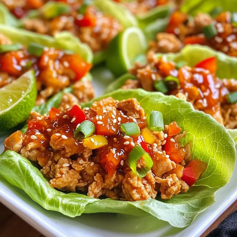 Für die Sriracha-Honig-Hühnchen-Lettuce-Wraps brauchst du: - 450 g gemahlenes Hühnchen - 3 Esslöffel Sriracha-Sauce - 2 Esslöffel Honig - 1 Esslöffel Sojasauce - 1 Esslöffel Sesamöl - 2 Knoblauchzehen, fein gehackt - 2,5 cm frischer Ingwer, gerieben - 1 rote Paprika, gewürfelt - 2 Frühlingszwiebeln, in Ringe geschnitten - 1 Kopf Butterschluss oder Eisbergsalat, Blätter getrennt - Sesamkörner zum Garnieren - Limettenscheiben zum Servieren Diese Zutaten sind frisch und lecker. Das gemahlene Hühnchen gibt dir eine zarte Basis. Sriracha und Honig bringen die perfekte Balance aus Schärfe und Süße. Sesamöl ist ein wichtiger Teil dieses Rezepts. Es hat einen nussigen Geschmack und passt gut zu den anderen Zutaten. Der frische Ingwer und die Knoblauchzehen sorgen für einen aromatischen Kick. Um die besten Ergebnisse zu erzielen, kaufe frisches Gemüse. Achte darauf, dass die Paprika knackig ist und die Frühlingszwiebeln leuchtend grün. Verwende auch frischen Ingwer und Knoblauch. Sie bringen mehr Geschmack in dein Gericht. {{ingredient_image_2}} Erhitze zuerst das Sesamöl in einer großen Pfanne bei mittlerer Hitze. Füge die fein gehackten Knoblauchzehen und den geriebenen Ingwer hinzu. Brate sie etwa eine Minute lang, bis sie gut duften. Dann gib das gemahlene Hühnchen in die Pfanne. Zerbrich es mit einem Holzlöffel und brate es 5-7 Minuten lang an. Es sollte schön gebräunt und durchgegart sein. Jetzt ist es Zeit für die rote Paprika! Rühre sie unter das Hühnchen und lasse sie 2-3 Minuten mitgaren. Die Paprika wird weich und bunt. In einer kleinen Schüssel mische die Sriracha-Sauce, den Honig und die Sojasauce gut. Gieße diese Mischung über das Hühnchen und die Paprika. Rühre alles gut um und koche es weitere 2 Minuten. So wird alles heiß und lecker. Nehme die Pfanne vom Herd und hebe die geschnittenen Frühlingszwiebeln vorsichtig unter die Mischung. Jetzt kommt der spaßige Teil! Löffle die Hühnchenmischung in die Salatblätter. Falte sie wie ein Wrap. Garniere die Wraps mit Sesamkörnern. Serviere sie mit Limettenscheiben an der Seite. Drücke etwas Limette über die Wraps für extra Frische. Das Kochen bei der richtigen Temperatur ist wichtig. Du willst das Hühnchen gleichmäßig garen. Nutze mittlere Hitze, um das Fleisch schön zu bräunen. Zu hohe Hitze kann das Hühnchen außen verbrennen und innen roh lassen. Wenn du das Sesamöl hinzufügst, warte, bis es heiß ist. Das sorgt für einen tollen Geschmack. Die Sriracha-Mischung ist flexibel. Du kannst die Schärfe anpassen. Magst du es milder? Dann reduziere die Sriracha. Füge mehr Honig hinzu, um die Schärfe auszugleichen. Du kannst auch andere Saucen mischen, wie Erdnusssauce oder BBQ-Sauce. Experimentiere mit verschiedenen Kombinationen, um deinen eigenen Geschmack zu finden. Die Wraps schmecken toll mit verschiedenen Beilagen. Probiere Gemüse-Sticks oder einen frischen Salat. Reis oder Quinoa passen auch gut dazu. Wenn du es knusprig magst, sind Tortilla-Chips eine tolle Option. Du kannst sogar einen Dip aus Joghurt und Kräutern dazu anbieten. Diese Beilagen machen dein Essen noch besser! Pro Tipps Hühnchen gut anbraten: Achten Sie darauf, das gemahlene Hühnchen gut anzubraten, bis es schön gebräunt ist, um einen intensiven Geschmack zu erzielen. Würze anpassen: Passen Sie die Menge an Sriracha und Honig nach Ihrem persönlichen Geschmack an. Mögen Sie es schärfer? Fügen Sie mehr Sriracha hinzu! Frische Zutaten: Verwenden Sie frische Zutaten wie frischen Ingwer und Knoblauch für ein intensiveres Aroma und bessere Textur in Ihrem Gericht. Wraps kreativ füllen: Experimentieren Sie mit zusätzlichen Zutaten wie Avocado oder Karottenstreifen, um die Wraps noch bunter und schmackhafter zu machen. {{image_4}} Du kannst diese Wraps leicht vegetarisch machen. Tausche das Hühnchen gegen gehackte Pilze oder Tofu aus. Diese Zutaten nehmen die Gewürze gut auf. Brate sie genau wie das Hühnchen an. Du kannst auch Kichererbsen verwenden, um mehr Protein hinzuzufügen. Das macht die Wraps lecker und nahrhaft. Wenn du glutenfrei isst, achte darauf, eine glutenfreie Sojasauce zu wählen. Sie bietet den gleichen Geschmack, ohne Gluten zu enthalten. Verwende auch frische Salatblätter als Wraps. Sie sind von Natur aus glutenfrei und sehr knackig. So genießt du die Wraps ohne Bedenken. Du kannst auch anderes Fleisch verwenden. Hackfleisch aus Rind oder Pute passt gut. Marinierte Garnelen können eine schmackhafte Wahl sein. Wenn du eine pflanzliche Option suchst, probiere Linsen oder schwarze Bohnen. Diese Varianten sind nahrhaft und machen das Gericht interessant. Um die Reste der Sriracha-Honig-Hühnchen-Wraps gut zu lagern, benutze einen luftdichten Behälter. Achte darauf, die Wraps getrennt von den Salatblättern zu lagern. So bleiben die Blätter frisch und knackig. Du kannst die Hühnchenfüllung auch in einem separaten Behälter aufbewahren. Stelle sicher, dass alles gut abgekühlt ist, bevor du es in den Kühlschrank stellst. Die Sriracha-Honig-Hühnchen-Wraps bleiben im Kühlschrank etwa 3 Tage frisch. Nach dieser Zeit können sie an Geschmack verlieren. Wenn du die Füllung ohne die Salatblätter lagerst, hält sie sich ein paar Tage länger. Achte darauf, immer auf den Geruch und die Textur zu achten, um sicherzustellen, dass das Essen noch gut ist. Um die Hühnchenfüllung wieder aufzuwärmen, kannst du eine Pfanne oder die Mikrowelle benutzen. In der Pfanne erhitzt du die Füllung bei mittlerer Hitze. Rühre dabei um, damit sie gleichmäßig warm wird. In der Mikrowelle solltest du die Füllung in kurzen Intervallen von 30 Sekunden erhitzen und zwischendurch umrühren. Die Salatblätter solltest du frisch verwenden, um den besten Geschmack zu erhalten. Sriracha-Sauce hat eine mittlere Schärfe. Der Hauptgeschmack ist süß und würzig. In diesen Wraps vermischt sich die Schärfe mit der Süße des Honigs. Wenn du es milder magst, kannst du weniger Sriracha verwenden. Du kannst auch einen anderen milden Chili-Dip nutzen. Ja, du kannst Sriracha ersetzen. Verwende eine milde Chili-Sauce oder eine Mischung aus Ketchup und scharfen Gewürzen. Eine andere Option ist, eine scharfe asiatische Sauce zu verwenden. Achte darauf, den Geschmack anzupassen, damit die Wraps lecker bleiben. Ja, du kannst die Füllung im Voraus machen. Lagere sie in einem luftdichten Behälter im Kühlschrank. Die Salatblätter solltest du frisch halten. Serviere die Wraps am besten frisch, um die Knackigkeit der Blätter zu genießen. Sriracha-Honig-Hühnchen ist ein köstliches und einfaches Gericht. Wir haben die Hauptzutaten, Gewürze und frische Tipps besprochen. Die Schritt-für-Schritt-Anleitung zeigt, wie man die Wraps zubereitet. Außerdem gab es hilfreiche Tipps zur richtigen Temperatur und interessanten Variationen. Denke an die Aufbewahrungstipps, um Reste zu genießen. Mit diesen Infos kannst du deine Küche aufpeppen. Probiere es aus und genieße dein leckeres Essen!