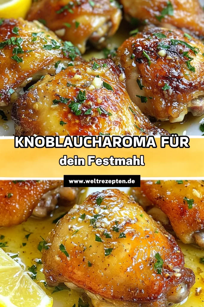 Entdecken Sie dieses leckere Rezept für Knoblauch Butter Hühnchenkeulen! Weniger als 40 Minuten für knusprige Hähnchenkeulen im Ofen sind genau das, was Sie brauchen. Diese würzigen Hähnchenkeulen mit Knoblauch sind einfach zuzubereiten und perfekt für jedes Dinner. Überraschen Sie Ihre Familie mit diesem einfachen Hühnchen Rezept. Speichern Sie es für später! #KnoblauchButterHühnchenkeulen #HähnchenkeulenimOfen #einfachesHühnchenRezept #knusprigeHähnchenkeulen
