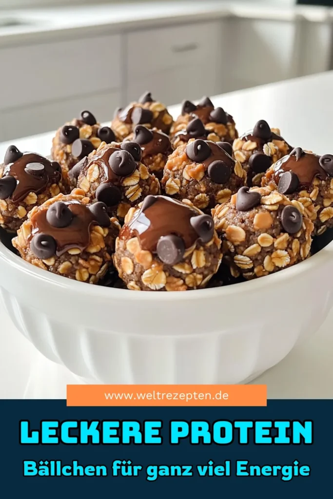 Entdecke diese köstlichen Schokoladen-Erdnussbutter-Protein-Bällchen, die perfekt für einen gesunden Snack sind! Mit einfachen Zutaten wie Haferflocken, Erdnussbutter und Schokoladen-Proteinpulver sind sie im Handumdrehen zubereitet. Ideal für den kleinen Hunger oder nach dem Training! Klicke jetzt, um das vollständige Rezept zu sehen und deinen nächsten Snack-Hit zu kreieren! #ProteinBällchen #Erdnussbutter #GesundeSnacks #Schokoladenrezepte