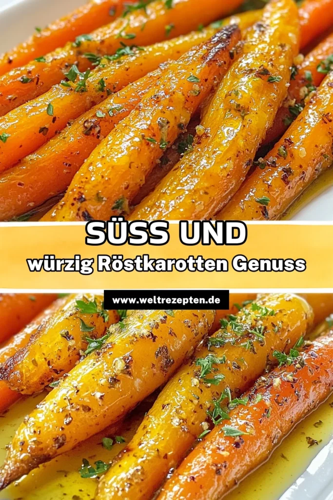 Entdecken Sie unser köstliches Honig-Knoblauch-Röstkarotten Rezept, das perfekt für gesunde Beilagenrezepte geeignet ist! Diese gerösteten Babykarotten sind einfach zuzubereiten und bringen festlichen Geschmack auf Ihren Tisch. Mit der perfekten Kombination aus Honig und Knoblauch werden sie zum Highlight jedes Abendessens. Probieren Sie dieses einfaches Gemüsegericht aus und speichern Sie es für Ihre nächste Mahlzeit! #HonigKnoblauchRöstkarotten #GerösteteBabykarotten #GesundeBeilagen #EinfachesGemüsegericht