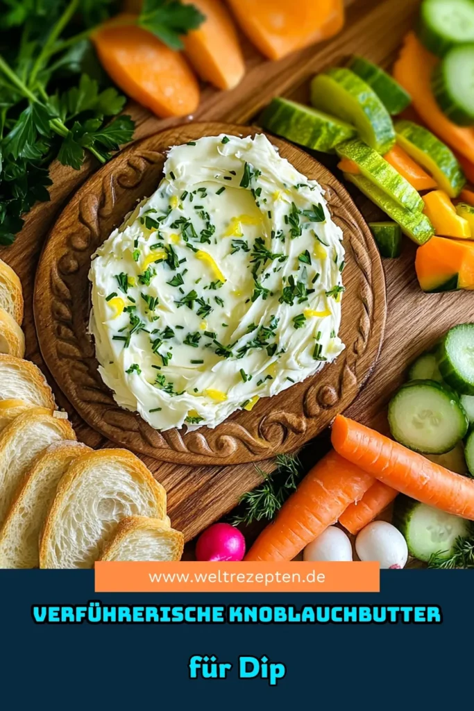 Verwandle jedes Gericht mit dieser köstlichen Knoblauch Kräuterbutter! In nur 10 Minuten bereit, wird sie dein neuer Lieblingsaufstrich für Baguette und Gemüse. Mit frischem Knoblauch, Kräutern und einem Hauch Zitrone ist sie perfekt für deine nächste Party oder einfach zum Schlemmen zuhause. Klicke jetzt, um das einfache Rezept zu entdecken! #KnoblauchKräuterbutter #vegetarischeRezepte #Küchenliebe #SchnelleRezepte