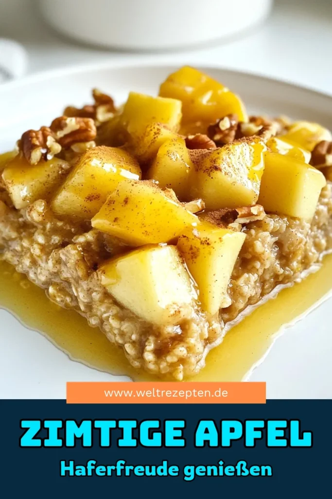 Entdecken Sie dieses köstliche Äpfel-Zimt Haferflocken Rezept, perfekt für ein gesundes Frühstück! Dieser Haferflocken Auflauf ist einfach zuzubereiten und vegane Haferflocken bieten eine nahrhafte Grundlage. Genießen Sie eine Mischung aus saftigen Äpfeln und aromatischem Zimt, ideal für die ganze Familie. Bereiten Sie diesen einfachen Auflauf vor und starten Sie den Tag gesund! Jetzt ausprobieren und pinnen! #HaferflockenAuflaufRezept #GesundeFrühstücksrezepte #EinfacheAuflaufRezepte #VeganeHaferflocken