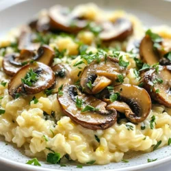 - 1 Tasse Arborio Reis - 2 Tassen Gemüsebrühe - 1 Tasse Pilze, in Scheiben geschnitten - 1 Tasse frischer Spinat - 1 kleine Zwiebel, fein gehackt - 3 Knoblauchzehen, zerdrückt - 1/2 Tasse Frischkäse - 1/4 Tasse geriebener Parmesan (optional) - 2 Esslöffel Olivenöl - 1 Teelöffel Thymian (getrocknet oder frisch) - Salz und Pfeffer nach Geschmack - Frische Petersilie, gehackt (zur Garnierung) Die Hauptzutaten sind einfach und frisch. Arborio Reis ist ideal, da er viel Flüssigkeit aufnimmt und cremig wird. Pilze bringen einen herzhaften Geschmack. Spinat fügt Farbe und Nährstoffe hinzu. Zwiebeln und Knoblauch geben eine aromatische Basis. Frischkäse und Parmesan verleihen das cremige Element. Für dieses Rezept brauchst du auch Salz und Pfeffer. Diese Gewürze sind wichtig, um den Geschmack zu verbessern. Das Olivenöl dient zum Anbraten der Zwiebel und des Knoblauchs. Thymian bringt eine schöne Kräuternote ins Gericht. Wenn du eine vegane Variante suchst, kannst du den Frischkäse durch eine pflanzliche Option ersetzen. Der Parmesan kann auch weggelassen werden. Achte darauf, Gemüsebrühe ohne tierische Produkte zu wählen. Für glutenfreie Optionen kannst du statt Arborio Reis auch speziellen glutenfreien Reis verwenden. {{ingredient_image_2}} Bevor du beginnst, bereite alles vor. Du brauchst: - 1 Tasse Arborio Reis - 2 Tassen Gemüsebrühe - 1 Tasse geschnittene Pilze - 1 Tasse frischen Spinat - 1 kleine Zwiebel - 3 Knoblauchzehen - 1/2 Tasse Frischkäse - 1/4 Tasse geriebenen Parmesan (optional) - 2 Esslöffel Olivenöl - 1 Teelöffel Thymian - Salz und Pfeffer Schnippel die Zwiebel und den Knoblauch klein. Das macht das Kochen einfacher. Erhitze das Olivenöl in einer großen Pfanne bei mittlerer Hitze. Füge die Zwiebel hinzu. Brate sie 3-4 Minuten, bis sie glasig ist. Jetzt kommt der Knoblauch dazu. Brate ihn für 1-2 Minuten mit. Pass auf, dass er nicht anbrennt. Jetzt ist es Zeit für die Pilze. Gib sie in die Pfanne und rühre gut um. Koche die Mischung 5-6 Minuten lang, bis die Pilze weich sind. Dann kommt der Arborio Reis dazu. Rühre alles gut durch und koche das Ganze für etwa 2 Minuten. So nimmt der Reis die Aromen auf. Gieße die Gemüsebrühe in die Pfanne. Bringe alles sanft zum Köcheln. Decke die Pfanne ab und lasse den Reis etwa 15 Minuten kochen. Rühre hin und wieder um. Wenn der Reis cremig aussieht, ist er fast fertig. Reduziere nun die Hitze und füge den Frischkäse hinzu. Rühre weiter, bis er schmilzt. Klappe den frischen Spinat unter den Reis. Koche alles, bis der Spinat verwelkt ist. Schmecke das Gericht mit Salz und Pfeffer ab. Nimm die Pfanne vom Herd und lasse das Gericht für einige Minuten ruhen. So verbinden sich die Aromen. Serviere den cremigen Pilzreis warm. Garniere ihn mit frischer Petersilie. Das sieht schön aus und schmeckt toll! Für cremigen Pilzreis wähle Arborio Reis. Diese Sorte hat einen hohen Stärkegehalt. Dadurch wird der Reis schön cremig. Andere Reissorten wie Carnaroli oder Vialone Nano sind ebenfalls gut. Diese Reisarten geben einen ähnlichen Geschmack und Textur. Um den Reis cremig zu machen, ist es wichtig, ihn richtig zu kochen. Koche ihn bei niedriger Hitze und rühre oft um. So entfaltet sich die Stärke und macht den Reis weich. Füge Frischkäse und Parmesan am Ende hinzu. Diese Zutaten helfen, die cremige Konsistenz zu erreichen. Ein weiterer Trick ist, etwas mehr Brühe zu verwenden. Dies sorgt dafür, dass der Reis gut durchzieht. Du kannst das Rezept leicht anpassen. Füge Gemüse wie Erbsen, Karotten oder Paprika hinzu. Auch Brokkoli passt gut. Für eine proteinreiche Option kannst du Hühnchen oder Garnelen verwenden. Diese Zutaten bringen neuen Geschmack und Abwechslung. Experimentiere mit verschiedenen Kräutern und Gewürzen. So wird dein Gericht immer spannend. Pro Tipps Die richtige Reiswahl: Arborio Reis sorgt für die cremige Textur des Gerichts. Verwende keinen anderen Reis, da die Kochzeit und die Absorption der Flüssigkeit variieren können. Frische Zutaten: Verwende frische Pilze und Spinat, um den besten Geschmack und die optimale Textur zu erzielen. Tiefkühlprodukte können die Konsistenz beeinträchtigen. Variationen ausprobieren: Experimentiere mit verschiedenen Pilzsorten wie Champignons, Shiitake oder Steinpilzen, um dem Gericht eine persönliche Note zu verleihen. Ruhen lassen: Lasse den Reis nach dem Kochen einige Minuten ruhen, damit sich die Aromen besser entfalten und die Konsistenz sich setzen kann. {{image_4}} Um das Rezept vegan zu machen, einfach den Frischkäse und Parmesan durch pflanzliche Alternativen ersetzen. Nutze zum Beispiel Cashew-Creme oder Soja-Joghurt. Diese Optionen sorgen für die gleiche Cremigkeit. Verwende Gemüsebrühe ohne tierische Produkte. So bleibt der Geschmack voll und reichhaltig. Variiere die Pilze für neuen Geschmack. Champignons sind klassisch, aber auch Shiitake oder Austernpilze sind toll. Diese Pilze haben unterschiedliche Texturen und Aromen. Du kannst auch getrocknete Pilze einweichen und hinzufügen. Das gibt einen intensiven Umami-Geschmack. Experimentiere mit Kräutern und Gewürzen. Neben Thymian kannst du Rosmarin oder Oregano verwenden. Diese Kräuter bringen frische Aromen. Füge auch etwas Paprika oder Muskatnuss hinzu, um Tiefe zu schaffen. So passt das Gericht zu deinem Geschmack und macht es einzigartig. Um die Reste des cremigen Pilzreises zu lagern, lass ihn zuerst abkühlen. Fülle ihn dann in einen luftdichten Behälter. So bleibt der Geschmack frisch. Stelle den Behälter in den Kühlschrank. So kannst du ihn bis zu drei Tage genießen. Wenn du den Pilzreis wieder aufwärmen möchtest, verwende eine Pfanne oder die Mikrowelle. Füge einen Esslöffel Gemüsebrühe oder Wasser hinzu. Das hilft, den Reis cremig zu halten. Erhitze ihn langsam. Rühre regelmäßig um, damit er gleichmäßig warm wird. Im Kühlschrank hält sich der Reis bis zu drei Tage. Wenn du ihn länger aufbewahren möchtest, friere ihn ein. Im Gefrierschrank bleibt er bis zu drei Monate frisch. Achte darauf, ihn gut zu verpacken. So vermeidest du Gefrierbrand. Ja, du kannst braunen Reis verwenden. Er braucht jedoch länger zum Kochen. Brauner Reis hat eine feste Textur und einen nussigen Geschmack. Koche ihn in der Gemüsebrühe etwa 40 Minuten lang. Achte darauf, die Menge der Brühe anzupassen, da brauner Reis mehr Flüssigkeit aufnimmt. Cremiger Pilzreis passt gut zu vielen Beilagen. Überlege dir, dazu einen frischen Salat zu servieren. Gegrilltes Gemüse harmoniert ebenfalls perfekt. Du kannst auch ein Stück Fleisch oder Fisch hinzufügen. Diese Kombinationen machen das Essen noch besser. Die Reste sind im Kühlschrank etwa 3 bis 4 Tage haltbar. Stelle sicher, dass du sie in einem luftdichten Behälter aufbewahrst. Du kannst sie auch einfrieren. Im Gefrierschrank halten sie bis zu einem Monat. Achte darauf, sie gut aufzuwärmen, um die Cremigkeit zurückzubringen. Cremiger Pilzreis ist einfach und lecker. Wir haben die Hauptzutaten, Zubereitung und Tricks besprochen. Du hast auch Variationen für spezielle Diäten und das richtige Lagern von Resten gelernt. Denk daran, die Reissorte klug zu wählen. Mit diesen Tipps wird dein Gericht sicher ein Hit. Probiere es mit neuen Gemüsen oder Kräutern aus. So bleibst du kreativ in der Küche. Guten Appetit!