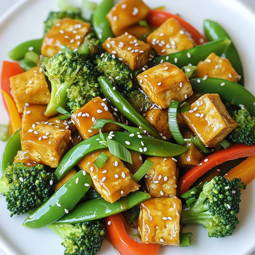 - Tofu und seine Eigenschaften Tofu ist eine großartige Proteinquelle. Er ist mild im Geschmack und kann viel aufnehmen. Fester Tofu eignet sich am besten für dieses Gericht. Nach dem Pressen bleibt er fest und knusprig. - Gemüsevariationen Du kannst viele Gemüsesorten verwenden. Ich empfehle Paprika, Brokkoli und Zuckerschoten. Diese Gemüsesorten bringen Farbe und Crunch. Du kannst auch Karotten oder Bohnen hinzufügen, wenn du magst. - Gewürze und Saucen Die Mischung aus Honig und Sojasauce macht das Gericht besonders lecker. Der Knoblauch gibt einen tollen Geschmack. Rote Pfefferflocken bringen etwas Schärfe. Du kannst die Menge nach deinem Geschmack anpassen. Um das beste Ergebnis zu erzielen, presse zuerst den Tofu. Wickele den Tofu in ein sauberes Küchentuch. Lege ein schweres Objekt darauf. Lasse den Tofu für etwa 15 bis 20 Minuten stehen. So entfernst du die überschüssige Feuchtigkeit. Danach schneide den Tofu in 2,5 cm große Würfel. Diese Größe sorgt dafür, dass der Tofu gleichmäßig brät. In einer kleinen Schüssel mische Honig, Sojasauce und Speisestärke. Rühre gut, bis eine homogene Masse entsteht. Diese Mischung gibt dem Gericht seinen süßen und herzhaften Geschmack. Behalte sie für später bereit. Erhitze das Olivenöl in einer großen Pfanne oder einem Wok bei mittlerer bis hoher Hitze. Füge die gewürfelten Tofu-Stücke hinzu. Brate sie 5 bis 7 Minuten lang, bis sie goldbraun sind. Nimm den Tofu aus der Pfanne und lege ihn beiseite. Gib nun den gehackten Knoblauch in die Pfanne. Brate ihn für etwa 30 Sekunden an. Er wird aromatisch und duftet köstlich. Füge dann die geschnittene Paprika, Brokkoliröschen und Zuckerschoten hinzu. Rühre alles für 4 bis 5 Minuten. Das Gemüse sollte zart, aber noch farbenfroh sein. Jetzt kommt der Tofu zurück in die Pfanne. Gieße die Honig-Soja-Mischung darüber. Rühre gut um, damit alles gleichmäßig bedeckt ist. Lasse das Ganze für 2 bis 3 Minuten köcheln. So kann die Sauce leicht eindicken. Füge rote Pfefferflocken nach Wunsch hinzu. Sie geben dem Gericht eine kleine Schärfe. Von der Hitze nehmen und mit geschnittenen Frühlingszwiebeln und Sesamsamen garnieren. So sieht dein Honig Knoblauch Tofu Pfannengericht nicht nur gut aus, sondern schmeckt auch fantastisch! Um das beste Ergebnis zu erzielen, wählen Sie festen Tofu. Fester Tofu hat eine bessere Textur und hält beim Braten gut zusammen. Pressen Sie den Tofu, um überschüssige Feuchtigkeit zu entfernen. Wickeln Sie ihn in ein sauberes Küchentuch und legen Sie ein schweres Objekt darauf. Lassen Sie ihn für 15 bis 20 Minuten stehen. Danach schneiden Sie den Tofu in gleichmäßige Würfel. Marinieren Sie den Tofu für mehr Geschmack. Eine Mischung aus Sojasauce und etwas Honig eignet sich gut. Lassen Sie ihn mindestens 30 Minuten marinieren, damit die Aromen einziehen. Das Timing ist wichtig beim Kochen von Gemüse. Beginnen Sie mit dem Anbraten des Knoblauchs. Geben Sie ihn für 30 Sekunden in die Pfanne, bis er duftet. Fügen Sie dann das Gemüse hinzu. Paprika, Brokkoli und Zuckerschoten sorgen für Farbe und Crunch. Braten Sie das Gemüse 4 bis 5 Minuten lang an. Es sollte zart, aber noch knackig sein. Achten Sie darauf, die Hitze hoch zu halten. So bleibt das Gemüse leuchtend und frisch. Servieren Sie das Pfannengericht in tiefen Schalen. Eine Portion Reis oder Quinoa passt gut dazu. Garnieren Sie das Gericht mit Frühlingszwiebeln und Sesamsamen. Das macht es noch ansprechender. Für besondere Anlässe können Sie frische Kräuter hinzufügen. Sie sorgen für mehr Farbe und Geschmack. {{image_4}} Ersetzen des Honigs Wenn Sie vegan sind, ersetzen Sie Honig durch Ahornsirup oder Agavendicksaft. Beide Alternativen bieten eine süße Note. Sie sind einfach zu nutzen und schmecken lecker. Andere Proteinquellen Tofu ist toll, aber Sie können auch Tempeh oder Seitan verwenden. Beide bieten viel Protein und Geschmack. Sie sind perfekte Alternativen für eine abwechslungsreiche Ernährung. Experimentieren mit Gewürzen Fügen Sie verschiedene Gewürze hinzu, um neue Geschmäcker zu entdecken. Versuchen Sie Ingwer für eine frische Note oder Kreuzkümmel für Wärme. Chili kann für mehr Schärfe sorgen. Seien Sie kreativ und finden Sie Ihre Lieblingskombination! Verwendung von Gemüse je nach Jahreszeit Nutzen Sie saisonales Gemüse für mehr Frische. Im Frühling sind Spargel und Erbsen großartig. Im Sommer sind Zucchini und Auberginen eine gute Wahl. Im Herbst können Sie Kürbis und Karotten verwenden. Im Winter sind Kohl und Wurzelgemüse ideal. So bleibt Ihr Gericht bunt und nahrhaft. Bewahre die Reste des Honig Knoblauch Tofu Pfannengerichts im Kühlschrank auf. Nutze einen luftdichten Behälter, um die Frische zu erhalten. So bleibt der Geschmack gut. Du kannst das Gericht bis zu drei Tage aufbewahren. Achte darauf, dass es gut abgekühlt ist, bevor du es in den Kühlschrank stellst. Beim Wiedererwärmen hast du zwei gute Optionen: die Mikrowelle oder die Pfanne. In der Mikrowelle geht es schnell. Stelle die Leistung auf mittlere Stufe und decke das Gericht ab, um es gleichmäßig zu erwärmen. In der Pfanne wird der Tofu knusprig. Erhitze etwas Öl und brate das Gericht bei mittlerer Hitze. Rühre es oft um, damit es nicht anbrennt. Wenn du das Gericht länger aufbewahren möchtest, kannst du es einfrieren. Teile die Portionen in luftdichte Gefrierbeutel. So bleibt der Tofu bis zu drei Monate frisch. Zum Auftauen lege das Gefrierfach in den Kühlschrank. So bleibt die Textur erhalten. Vermeide es, das Gericht mehrmals aufzutauen, da dies die Qualität beeinträchtigt. Die Zubereitung dauert etwa 30 Minuten. Die Vorbereitungszeit beträgt 20 Minuten. Das Kochen dauert nur 10 Minuten. In dieser Zeit können Sie alles frisch zubereiten und sofort genießen. Ja, Sie können das Gericht im Voraus zubereiten. Bereiten Sie den Tofu und das Gemüse vor. Lagern Sie alles in einem Behälter im Kühlschrank. Sie können die Honig-Sojasauce auch vorab mischen. Am Tag des Servierens müssen Sie es nur noch anbraten. So sparen Sie Zeit. Ja, der Tofu und das Gemüse sind glutenfrei. Um das Rezept glutenfrei zu machen, verwenden Sie glutenfreie Sojasauce. Diese ist in vielen Geschäften erhältlich. So können Sie den vollen Geschmack genießen, ohne auf Gluten achten zu müssen. Egal, ob du ein schnelles Gericht zubereiten oder etwas Neues ausprobieren möchtest, dieser Honig Knoblauch Tofu ist perfekt. Die Zutaten sind einfach und leicht zu finden. Mit der Schritt-für-Schritt-Anleitung gelingt dir das Pfannengericht mit Leichtigkeit. Du kannst auch kreativ werden und verschiedene Gemüse oder Gewürze nutzen. Denk daran, die Reste gut zu lagern und bei Bedarf wieder aufzuwärmen. Probiere das Rezept aus und entdecke all die Möglichkeiten. Koche mit Freude!