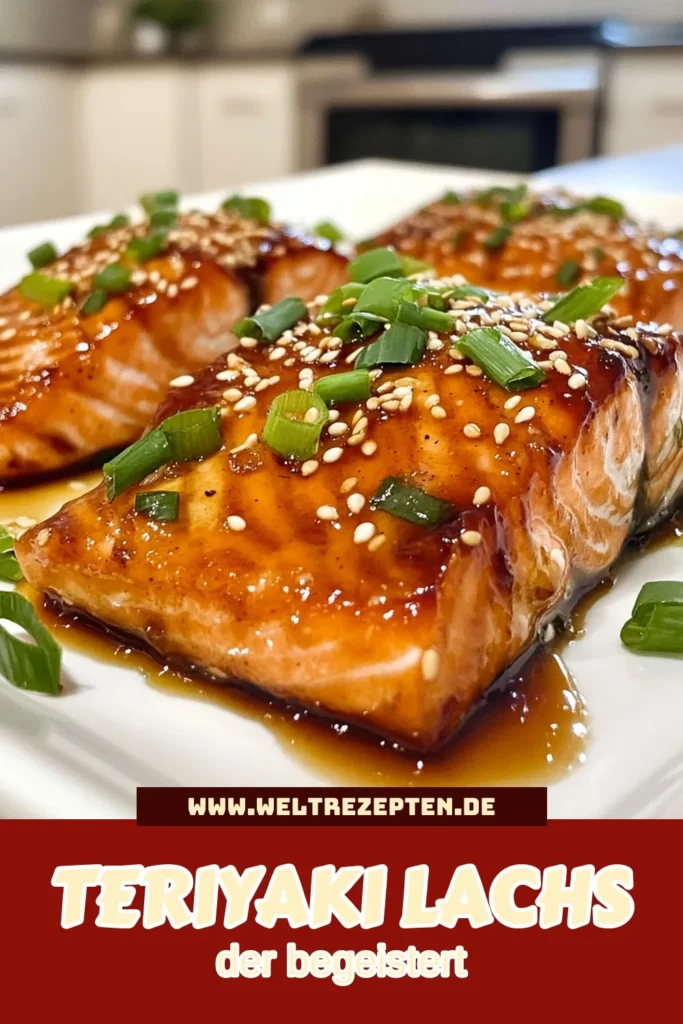 Entdecke unser leckeres Teriyaki Lachs Rezept für ein gesundes Abendessen! Perfekt zum Lachs marinieren, nutzt diese asiatische Küche, um köstlichen glasierten Lachs zuzubereiten. Die aromatische Marinade macht ihn unwiderstehlich. Ideal für alle, die gesunde Lachsrezepte lieben! Probiere es aus und verwöhne deinen Gaumen. Speichere es dir jetzt ab! #TeriyakiLachs #GesundeRezepte #AsiatischeKüche #GlasierterLachs