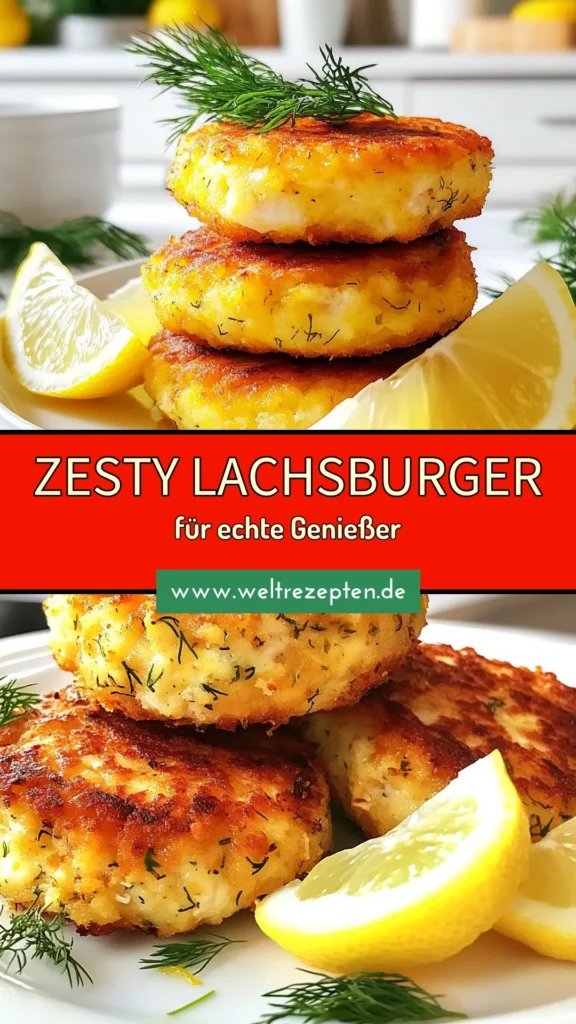 Entdecken Sie dieses köstliche Lachsburger Rezept mit Zitronen Dill Burger, perfekt für gesunde Lachsmischung! Diese einfachen Lachsgerichte sind nicht nur schnell zubereitet, sondern auch unwiderstehlich lecker. Braten Sie die Lachspatties für eine gesunde Mahlzeit, die die ganze Familie lieben wird. Speichern Sie dieses Rezept und probieren Sie es aus! #LachsburgerRezept #ZitronenDillBurger #GesundeLachsmischung #EinfacheLachsgerichte