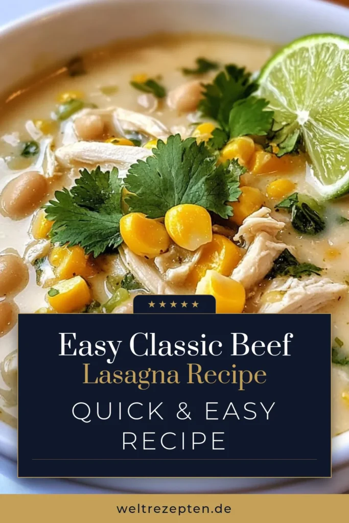 Entdecken Sie das leckere cremige Hühnchen-Chili mit einer unschlagbaren Mischung aus weißen Bohnen! Dieses weiße Bohnen Chili Rezept ist perfekt für eine milchfreie Ernährung, wenn Sie Kokosmilch verwenden. Unser einfaches Hühnchen-Chili Rezept ist nicht nur schnell zubereitet, sondern auch voller Geschmack. Probieren Sie es heute aus und genießen Sie eine herzliche Mahlzeit! #cremigeshühnchenchili #weißeBohnenChili #milchfreiesChili #einfachesHühnchenChili