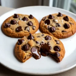 - 250 g ungesalzene Butter - 220 g brauner Zucker - 100 g weißer Zucker - 2 große Eier - 2 Teelöffel Vanilleextrakt - 280 g Allzweckmehl - 1 Teelöffel Backnatron - 1/2 Teelöffel Salz - 340 g halbsüße Schokoladenstückchen - 75 g gehackte Nüsse (optional) Die Zutaten für die braunen Butter Schokoladenkekse sind einfach und leicht zu finden. Beginnen wir mit der ungesalzenen Butter. Sie ist der Star des Rezepts. Die Butter verleiht den Keksen einen reichen, nussigen Geschmack. Brauner Zucker bringt einen tollen Karamellgeschmack. Er ist wichtig für die Textur. Weißer Zucker sorgt für die richtige Süße und Knusprigkeit. Die großen Eier binden alles und machen die Kekse weich. Vanilleextrakt fügt Tiefe und Aroma hinzu. Allzweckmehl gibt den Keksen Struktur. Backnatron sorgt dafür, dass die Kekse gut aufgehen. Ein Hauch Salz hebt alle Aromen hervor. Halbsüße Schokoladenstückchen machen die Kekse schokoladig und lecker. Wenn Sie möchten, können Sie auch gehackte Nüsse hinzufügen. Sie bringen einen schönen Crunch in die Kekse. Diese Zutaten sind die Grundlage für ein unvergessliches Geschmackserlebnis. {{ingredient_image_2}} Um die beste braune Butter zu machen, schmelzen Sie die Butter in einem mittelgroßen Topf. Stellen Sie die Hitze auf mittel. Rühren Sie die Butter ständig um. Nach 5-7 Minuten wird die Butter goldbraun. Sie wird nussig riechen. Achten Sie darauf, die Butter nicht zu verbrennen. Sobald sie braun ist, nehmen Sie den Topf vom Herd und lassen Sie die Butter abkühlen. In einer großen Schüssel vermengen Sie den braunen und weißen Zucker. Gießen Sie die abgekühlte braune Butter über die Zuckermischung. Nehmen Sie einen Schneebesen und rühren Sie alles gut um. Mischen Sie, bis die Zuckermischung glatt ist. Fügen Sie nun die Eier nacheinander hinzu. Nach jedem Ei rühren Sie gut um. Geben Sie den Vanilleextrakt hinzu und rühren Sie weiter. In einer separaten Schüssel mischen Sie das Mehl, das Backnatron und das Salz. Fügen Sie die trockenen Zutaten langsam zur feuchten Mischung hinzu. Rühren Sie, bis alles gerade kombiniert ist. Sobald der Teig fertig ist, decken Sie ihn ab. Lassen Sie ihn mindestens 30 Minuten im Kühlschrank ruhen. Diese Zeit hilft, die Aromen zu entfalten und macht den Teig fester. Heizen Sie den Ofen auf 175 °C vor. Legen Sie ein Backblech mit Backpapier aus. Nehmen Sie einen Kekslöffel oder einen Esslöffel. Setzen Sie Teigportionen auf das Backblech. Lassen Sie dabei etwa 5 cm Abstand zwischen den Keksen. Backen Sie die Kekse für 10-12 Minuten. Die Ränder sollten goldbraun sein, die Mitte kann leicht unterbacken aussehen. Lassen Sie die Kekse 5 Minuten auf dem Blech abkühlen. Danach können Sie sie auf ein Kuchengitter legen, um vollständig abzukühlen. - Richtiges Messen der Zutaten: Messen Sie Ihre Zutaten genau. Verwenden Sie eine Küchenwaage für die Butter und das Mehl. Zu viel oder zu wenig kann die Konsistenz der Kekse beeinflussen. Nutzen Sie Messbecher und Löffel für Zucker und andere Zutaten. - Bedeutung des Ruhens des Teigs: Lassen Sie den Teig mindestens 30 Minuten im Kühlschrank ruhen. Dies hilft den Keksen, ihre Form zu halten. Der Teig wird fester und die Aromen entwickeln sich besser. - Nicht zu viel mischen: Mischen Sie die trockenen und feuchten Zutaten nur so lange, bis sie sich verbinden. Zu viel Mischen macht die Kekse hart. - Beachtung der Backzeit: Überprüfen Sie die Kekse nach 10 Minuten. Sie sind fertig, wenn die Ränder goldbraun sind. Die Mitte sollte noch weich sein. Sie garen beim Abkühlen weiter. - Warum ist braune Butter besser für Kekse? Braune Butter gibt den Keksen einen nussigen, reichen Geschmack. Sie entsteht, wenn Sie die Butter schmelzen und bräunen. Diese Technik verstärkt das Aroma und macht die Kekse einzigartig lecker. Pro Tipps Butter richtig braun werden lassen: Achten Sie darauf, die Butter kontinuierlich zu rühren, um ein Anbrennen zu vermeiden. Die perfekte braune Farbe und der nussige Duft sind entscheidend für den Geschmack der Kekse. Teig kühlen: Lassen Sie den Keksteig mindestens 30 Minuten im Kühlschrank ruhen. Dies hilft, die Aromen zu intensivieren und sorgt für eine bessere Struktur der Kekse. Backzeit beachten: Backen Sie die Kekse, bis die Ränder goldbraun sind und die Mitte noch leicht unterbacken aussieht. Sie garen beim Abkühlen weiter, sodass sie schön weich bleiben. Variationen ausprobieren: Fügen Sie verschiedene Nüsse oder Trockenfrüchte hinzu, um die Kekse nach Ihrem Geschmack anzupassen. Experimentieren Sie mit verschiedenen Schokoladensorten für neue Geschmackserlebnisse. {{image_4}} Eine einfache Möglichkeit, Ihre braunen Butter Schokoladenkekse zu verändern, ist die Zugabe von Nüssen, Trockenfrüchten oder Karamellstückchen. Nüsse wie Walnüsse oder Pekannüsse geben einen schönen Crunch und zusätzlichen Geschmack. Trockenfrüchte wie Cranberries oder Aprikosen bringen eine süße, fruchtige Note. Karamellstückchen fügen eine süße, klebrige Überraschung hinzu. Experimentieren Sie mit diesen Zutaten, um Ihre Kekse ganz nach Ihrem Geschmack zu gestalten. Die Wahl der Schokolade kann das Aroma Ihrer Kekse stark beeinflussen. Verwenden Sie Zartbitterschokolade für einen intensiveren Geschmack. Diese Schokoladensorte bietet einen schönen Kontrast zur Süße des Teigs. Weiße Schokoladenstückchen sind eine weitere Option. Sie sind süß und cremig und ergänzen die braune Butter perfekt. Mischen Sie verschiedene Schokoladensorten für noch mehr Geschmackstiefe. Wenn Sie gesündere Kekse möchten, gibt es tolle Alternativen. Ersetzen Sie weißen Zucker durch Honig oder Ahornsirup. Diese natürlichen Süßstoffe geben einen anderen Geschmack und sind oft gesünder. Für das Mehl können Sie Vollkornmehl verwenden. Es hat mehr Ballaststoffe und Nährstoffe als Allzweckmehl. Denken Sie daran, die Menge leicht anzupassen, da Vollkornmehl etwas mehr Flüssigkeit benötigt. Um die Kekse frisch zu halten, lege sie in einen luftdichten Behälter. So bleiben sie weich und lecker. Verwende eine Keksdose oder einen Behälter mit dichtem Verschluss. Du kannst die Kekse auch in Schichten mit Backpapier trennen. So kleben sie nicht zusammen. Die Kekse bleiben bei richtiger Lagerung etwa eine Woche frisch. Nach dieser Zeit können sie etwas trocken werden. Wenn du sie länger aufbewahren möchtest, lagere sie im Kühlschrank. Das hält sie noch einige Tage länger frisch und lecker. Du kannst die Kekse auch einfrieren, um sie länger zu genießen. Lasse die Kekse zuerst vollständig abkühlen. Lege sie dann in einen Gefrierbeutel. Entferne die Luft, um Gefrierbrand zu vermeiden. Zum Auftauen, nimm die Kekse einfach aus dem Gefrierfach und lasse sie bei Raumtemperatur stehen. In wenigen Stunden sind sie wieder perfekt. Du kannst deinen Teig auf viele Arten variieren. Füge bunte Schokoladenstückchen hinzu. Diese geben den Keksen einen fröhlichen Look. Gewürze wie Zimt oder Muskatnuss bringen einen neuen Geschmack. Auch eine Prise Meersalz kann das Aroma verbessern. Trau dich, kreativ zu sein! Es gibt einige Gründe, warum Kekse weich bleiben. Zu viel Butter kann sie fettig machen. Auch das Messen der Zutaten spielt eine Rolle. Wenn du den Teig zu lange mischst, werden die Kekse zäh. Achte darauf, die Backzeit einzuhalten. Lass die Kekse nach dem Backen etwas auskühlen, damit sie fest werden. Ja, du kannst die Kekse vegan machen. Ersetze die Butter durch pflanzliche Margarine. Verwende Leinsamen oder Apfelmus anstelle von Eiern. Für den Vanilleextrakt gibt es viele pflanzliche Alternativen. Achte darauf, auch vegane Schokoladenstückchen zu verwenden. So kannst du die Kekse genießen, ohne tierische Produkte. Um die Kekse glutenfrei zu machen, ersetze das Allzweckmehl. Nutze glutenfreies Mehl, das für Backwaren geeignet ist. Achte darauf, dass alle anderen Zutaten auch glutenfrei sind. Du kannst eine Mischung aus Reismehl und Kartoffelstärke verwenden. Damit gelingen die Kekse sicher! Zusammenfassend haben wir die wichtigsten Zutaten für leckere Kekse behandelt. Die Verwendung von brauner Butter und die richtigen Techniken verbessern den Geschmack und die Textur. Denken Sie an Konsistenz und die Bedeutung des Ruhens des Teigs. Variieren Sie die Zutaten, um Ihre eigenen Lieblingskombinationen zu finden. Lagern Sie die Kekse richtig, damit sie frisch bleiben. Mit diesen Tipps können Sie perfekte Kekse backen. Viel Spaß beim Ausprobieren!